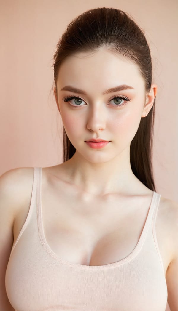 Tags: 21872187, SDXL
{"3": {"inputs": {"seed": 464400019650472, "steps": 64, "cfg": 7.28, "sampler_name": "dpmpp_2m", "scheduler": "karras", "denoise": 1.0, "model": ["27", 0], "positive": ["6", 0], "negative": ["7", 0], "latent_image": ["5", 0]}, "class_type": "KSampler"}, "4": {"inputs": {"ckpt_name": "juggernautXL_v8Rundiffusion.safetensors"}, "class_type": "CheckpointLoaderSimple"}, "5": {"inputs": {"width": 768, "height": 1344, "batch_size": 1}, "class_type": "EmptyLatentImage"}, "6": {"inputs": {"text": "19 year old girl, (pale skin:1.06), (seductive facial expression:1.00), (sexy lips:1.01), (beautiful eyes:1.11), (blush:1.14), (eyelashes:1.14), (detailed face:1.01), (seductive pose:0.96), (double eyelids:1.14), (idol:0.99), (temptress:1.06), (cute:1.04), (slim:1.08), (in a seductive pose:0.95), (large perky breasts:1.00), (cleavage:1.08), (thigh gap:1.05), (white tanktop:1.04), busy street, (portra:1.05), (textured skin:1.04), (detailed skin:1.00), (RAW:1.03), (candid cinema:1.05), (skin fuzz:1.03), (natural looking skin:1.03), (soft lighting:1.05), (film:1.01)", "clip": ["27", 1]}, "class_type": "CLIPTextEncode"}, "7": {"inputs": {"text": "(worst quality:1.11), (watermark:1.13), (distorted:1.13), (open mouth:1.05), (low resolution:1.14), (bad hands:1.12), (twisted:1.10)", "clip": ["27", 1]}, "class_type": "CLIPTextEncode"}, "8": {"inputs": {"samples": ["3", 0], "vae": ["4", 2]}, "class_type": "VAEDecode"}, "25": {"inputs": {"lora_name": "nudify_xl.safetensors", "strength_model": 0.1, "strength_clip": 0.37, "model": ["4", 0], "clip": ["4", 1]}, "class_type": "LoraLoader"}, "26": {"inputs": {"lora_name": "shirtlift_SDXL_v2.safetensors", "strength_model": 0.18, "strength_clip": 0.0, "model": ["25", 0], "clip": ["25", 1]}, "class_type": "LoraLoader"}, "27": {"inputs": {"lora_name": "PerfectEyesXL.safetensors", "strength_model": 0.13, "strength_clip": 0.02, "model": ["26", 0], "clip": ["26", 1]}, "class_type": "LoraLoader"}, "30": {"inputs": {"model_name": "4x_NMKD-Superscale-SP_178000_G.pth"}, "class_type": "UpscaleModelLoader"}, "31": {"inputs": {"upscale_model": ["30", 0], "image": ["8", 0]}, "class_type": "ImageUpscaleWithModel"}, "32": {"inputs": {"upscale_method": "lanczos", "scale_by": 0.5, "image": ["31", 0]}, "class_type": "ImageScaleBy"}, "33": {"inputs": {"pixels": ["32", 0], "vae": ["4", 2]}, "class_type": "VAEEncode"}, "34": {"inputs": {"seed": 464400019650472, "steps": 64, "cfg": 7.28, "sampler_name": "dpmpp_2m", "scheduler": "karras", "denoise": 0.3, "model": ["27", 0], "positive": ["6", 0], "negative": ["7", 0], "latent_image": ["33", 0]}, "class_type": "KSampler"}, "36": {"inputs": {"samples": ["34", 0], "vae": ["4", 2]}, "class_type": "VAEDecode"}, "39": {"inputs": {"filename_prefix": "comfyapi-1707413057663", "images": ["36", 0]}, "class_type": "SaveImage"}}