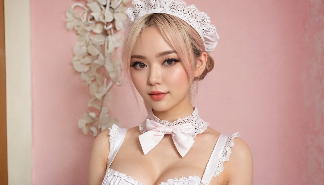 Tags: 21872187, SDXL
{"3": {"inputs": {"seed": 180422827745885, "steps": 64, "cfg": 5.17, "sampler_name": "dpmpp_2m", "scheduler": "karras", "denoise": 1.0, "model": ["27", 0], "positive": ["6", 0], "negative": ["7", 0], "latent_image": ["5", 0]}, "class_type": "KSampler"}, "4": {"inputs": {"ckpt_name": "juggernautxl.safetensors"}, "class_type": "CheckpointLoaderSimple"}, "5": {"inputs": {"width": 1344, "height": 768, "batch_size": 1}, "class_type": "EmptyLatentImage"}, "6": {"inputs": {"text": "25 year old girl, (russian:1.06), (seductive pose:1.04), (blush:1.13), (seductive facial expression:1.14), (beautiful eyes:1.01), (pale skin:1.04), (slim:1.08), (double eyelids:0.95), (idol:1.10), (detailed face:0.97), (sexy lips:1.12), (temptress:1.13), (cute:1.11), (eyelashes:1.10), (in a seductive pose:1.11), (large perky breasts:0.95), (cleavage:0.99), (thigh gap:1.09), in a (skimpy maid costume:1.05) working at a maid cafe, choker, bowtie, headband, pleated skirt, (skin fuzz:1.09), (RAW:1.05), (detailed skin:1.03), (textured skin:1.04), (candid cinema:1.03), (soft lighting:1.02), (natural looking skin:1.02), (film:1.05), (portra:1.02)", "clip": ["27", 1]}, "class_type": "CLIPTextEncode"}, "7": {"inputs": {"text": "(distorted:1.09), (twisted:1.08), (low resolution:1.06), (bad hands:1.08), (watermark:1.07), (worst quality:1.13)", "clip": ["27", 1]}, "class_type": "CLIPTextEncode"}, "8": {"inputs": {"samples": ["3", 0], "vae": ["4", 2]}, "class_type": "VAEDecode"}, "25": {"inputs": {"lora_name": "nudify_xl.safetensors", "strength_model": 0.38, "strength_clip": 0.04, "model": ["4", 0], "clip": ["4", 1]}, "class_type": "LoraLoader"}, "26": {"inputs": {"lora_name": "shirtlift_SDXL_v2.safetensors", "strength_model": 0.06, "strength_clip": 0.03, "model": ["25", 0], "clip": ["25", 1]}, "class_type": "LoraLoader"}, "27": {"inputs": {"lora_name": "PerfectEyesXL.safetensors", "strength_model": 0.1, "strength_clip": 0.11, "model": ["26", 0], "clip": ["26", 1]}, "class_type": "LoraLoader"}, "30": {"inputs": {"model_name": "4x_NMKD-Superscale-SP_178000_G.pth"}, "class_type": "UpscaleModelLoader"}, "31": {"inputs": {"upscale_model": ["30", 0], "image": ["8", 0]}, "class_type": "ImageUpscaleWithModel"}, "32": {"inputs": {"upscale_method": "lanczos", "scale_by": 0.5, "image": ["31", 0]}, "class_type": "ImageScaleBy"}, "33": {"inputs": {"pixels": ["32", 0], "vae": ["4", 2]}, "class_type": "VAEEncode"}, "34": {"inputs": {"seed": 180422827745885, "steps": 64, "cfg": 5.17, "sampler_name": "dpmpp_2m", "scheduler": "karras", "denoise": 0.3, "model": ["27", 0], "positive": ["6", 0], "negative": ["7", 0], "latent_image": ["33", 0]}, "class_type": "KSampler"}, "36": {"inputs": {"samples": ["34", 0], "vae": ["4", 2]}, "class_type": "VAEDecode"}, "39": {"inputs": {"filename_prefix": "comfyapi-1731117811304", "images": ["36", 0]}, "class_type": "SaveImage"}}