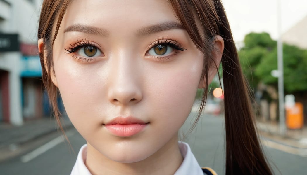 Tags: 21872187, SDXL
{"3": {"inputs": {"seed": 955167589340273, "steps": 32, "cfg": 7.18, "sampler_name": "dpmpp_2m", "scheduler": "karras", "denoise": 1.0, "model": ["27", 0], "positive": ["6", 0], "negative": ["7", 0], "latent_image": ["5", 0]}, "class_type": "KSampler"}, "4": {"inputs": {"ckpt_name": "juggernautxl.safetensors"}, "class_type": "CheckpointLoaderSimple"}, "5": {"inputs": {"width": 1344, "height": 768, "batch_size": 1}, "class_type": "EmptyLatentImage"}, "6": {"inputs": {"text": "26 year old girl, (eyelashes:1.06), (slim:1.07), (idol:1.13), (double eyelids:0.97), (temptress:1.14), (cute:1.08), (seductive facial expression:1.09), (beautiful eyes:1.11), (blush:1.14), (detailed face:1.04), (sexy lips:0.98), (seductive pose:1.07), (pale skin:1.14), (perky ass:1.01), (exposed ass:1.02), (looking back:1.07), (sexy ass:1.03), (thigh gap:1.06), (school uniform:1.05), choker, busy street, (skin fuzz:1.00), (RAW:1.09), (portra:1.05), (candid cinema:1.00), (film:1.01), (detailed skin:1.04), (soft lighting:1.02), (natural looking skin:1.01), (textured skin:1.08)", "clip": ["27", 1]}, "class_type": "CLIPTextEncode"}, "7": {"inputs": {"text": "(open mouth:1.13), (worst quality:1.11), (twisted:1.14), (watermark:1.10), (distorted:1.08), (bad hands:1.09), (low resolution:1.10)", "clip": ["27", 1]}, "class_type": "CLIPTextEncode"}, "8": {"inputs": {"samples": ["3", 0], "vae": ["4", 2]}, "class_type": "VAEDecode"}, "25": {"inputs": {"lora_name": "nudify_xl.safetensors", "strength_model": 0.21, "strength_clip": 0.2, "model": ["4", 0], "clip": ["4", 1]}, "class_type": "LoraLoader"}, "26": {"inputs": {"lora_name": "shirtlift_SDXL_v2.safetensors", "strength_model": 0.1, "strength_clip": 0.14, "model": ["25", 0], "clip": ["25", 1]}, "class_type": "LoraLoader"}, "27": {"inputs": {"lora_name": "PerfectEyesXL.safetensors", "strength_model": 0.09, "strength_clip": 0.11, "model": ["26", 0], "clip": ["26", 1]}, "class_type": "LoraLoader"}, "30": {"inputs": {"model_name": "4x_NMKD-Superscale-SP_178000_G.pth"}, "class_type": "UpscaleModelLoader"}, "31": {"inputs": {"upscale_model": ["30", 0], "image": ["8", 0]}, "class_type": "ImageUpscaleWithModel"}, "32": {"inputs": {"upscale_method": "lanczos", "scale_by": 0.5, "image": ["31", 0]}, "class_type": "ImageScaleBy"}, "33": {"inputs": {"pixels": ["32", 0], "vae": ["4", 2]}, "class_type": "VAEEncode"}, "34": {"inputs": {"seed": 955167589340273, "steps": 32, "cfg": 7.18, "sampler_name": "dpmpp_2m", "scheduler": "karras", "denoise": 0.3, "model": ["27", 0], "positive": ["6", 0], "negative": ["7", 0], "latent_image": ["33", 0]}, "class_type": "KSampler"}, "36": {"inputs": {"samples": ["34", 0], "vae": ["4", 2]}, "class_type": "VAEDecode"}, "39": {"inputs": {"filename_prefix": "comfyapi-1718738251384", "images": ["36", 0]}, "class_type": "SaveImage"}}