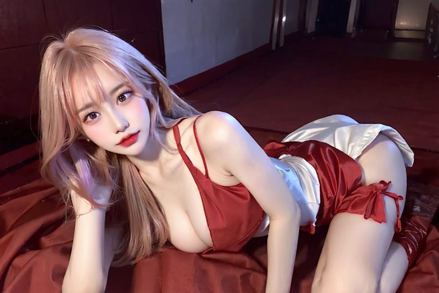 Tags: 21872187
<lora:mix4:0.40>, <lora:JapaneseDollLikeness_v15:0.56>, <lora:koreanDollLikeness:0.74>, <lora:YaeMiko_Test:0.79>, (russian:1.00), (low-cut red dress:0.98), hotel ballroom, ceremony, (seductive pose:1.08), extremely detailed eyes, extremely detailed face, cute, (photorealistic:0.92), sexy lips, double eyelids, eyelashes, pale skin, perky breasts, full body portrait, textured skin, best quality, tall, 1girl, (stunningly attractive:0.95)
Negative prompt: paintings, anime, ugly, fat, (worst quality:2.02)
Steps: 32, Sampler: DPM++ 2M Karras, CFG scale: 6.6, Seed: 4098597357, Size: 768x512, Model hash: fc2511737a, Model: chilloutmix_NiPrunedFp32Fix, Seed resize from: -1x-1, Denoising strength: 0.4, Version: v1.2.1, Hires upscale: 2.5, Hires steps: 16, Hires upscaler: ESRGAN_4x