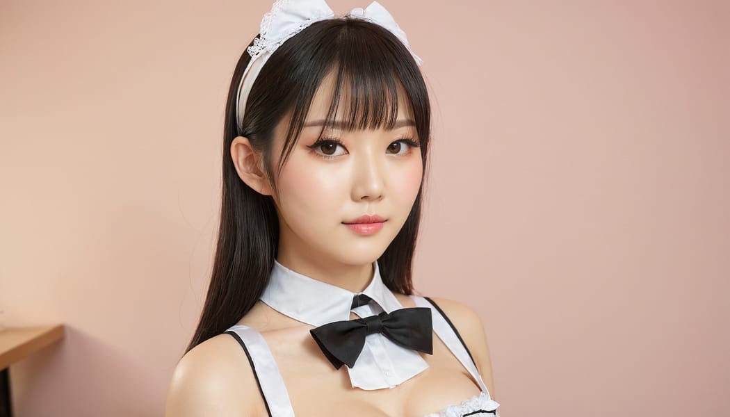 Tags: 21872187, SDXL
{"3": {"inputs": {"seed": 402947762797820, "steps": 64, "cfg": 5.71, "sampler_name": "dpmpp_2m", "scheduler": "karras", "denoise": 1.0, "model": ["27", 0], "positive": ["6", 0], "negative": ["7", 0], "latent_image": ["5", 0]}, "class_type": "KSampler"}, "4": {"inputs": {"ckpt_name": "juggernautxl.safetensors"}, "class_type": "CheckpointLoaderSimple"}, "5": {"inputs": {"width": 1344, "height": 768, "batch_size": 1}, "class_type": "EmptyLatentImage"}, "6": {"inputs": {"text": "26 year old girl, (taiwanese:1.13), (idol:1.06), (sexy lips:1.14), (blush:0.97), (beautiful eyes:1.12), (detailed face:1.11), (eyelashes:1.09), (cute:0.99), (seductive pose:0.98), (slim:1.01), (seductive facial expression:1.10), (temptress:1.05), (double eyelids:1.07), (pale skin:0.98), (in a seductive pose:0.97), (large perky breasts:1.02), (cleavage:1.12), (thigh gap:0.95), in a (skimpy maid costume:1.02) working at a maid cafe, choker, bowtie, headband, pleated skirt, (textured skin:1.02), (soft lighting:1.04), (portra:1.04), (natural looking skin:1.00), (detailed skin:1.05), (RAW:1.02), (film:1.03), (skin fuzz:1.09), (candid cinema:1.05)", "clip": ["27", 1]}, "class_type": "CLIPTextEncode"}, "7": {"inputs": {"text": "(worst quality:1.08), (low resolution:1.08), (watermark:1.09), (twisted:1.05), (open mouth:1.14), (bad hands:1.14), (distorted:1.07)", "clip": ["27", 1]}, "class_type": "CLIPTextEncode"}, "8": {"inputs": {"samples": ["3", 0], "vae": ["4", 2]}, "class_type": "VAEDecode"}, "25": {"inputs": {"lora_name": "nudify_xl.safetensors", "strength_model": 0.09, "strength_clip": 0.18, "model": ["4", 0], "clip": ["4", 1]}, "class_type": "LoraLoader"}, "26": {"inputs": {"lora_name": "shirtlift_SDXL_v2.safetensors", "strength_model": 0.19, "strength_clip": 0.13, "model": ["25", 0], "clip": ["25", 1]}, "class_type": "LoraLoader"}, "27": {"inputs": {"lora_name": "PerfectEyesXL.safetensors", "strength_model": 0.18, "strength_clip": 0.18, "model": ["26", 0], "clip": ["26", 1]}, "class_type": "LoraLoader"}, "30": {"inputs": {"model_name": "4x_NMKD-Superscale-SP_178000_G.pth"}, "class_type": "UpscaleModelLoader"}, "31": {"inputs": {"upscale_model": ["30", 0], "image": ["8", 0]}, "class_type": "ImageUpscaleWithModel"}, "32": {"inputs": {"upscale_method": "lanczos", "scale_by": 0.5, "image": ["31", 0]}, "class_type": "ImageScaleBy"}, "33": {"inputs": {"pixels": ["32", 0], "vae": ["4", 2]}, "class_type": "VAEEncode"}, "34": {"inputs": {"seed": 402947762797820, "steps": 64, "cfg": 5.71, "sampler_name": "dpmpp_2m", "scheduler": "karras", "denoise": 0.3, "model": ["27", 0], "positive": ["6", 0], "negative": ["7", 0], "latent_image": ["33", 0]}, "class_type": "KSampler"}, "36": {"inputs": {"samples": ["34", 0], "vae": ["4", 2]}, "class_type": "VAEDecode"}, "39": {"inputs": {"filename_prefix": "comfyapi-1733702836255", "images": ["36", 0]}, "class_type": "SaveImage"}}