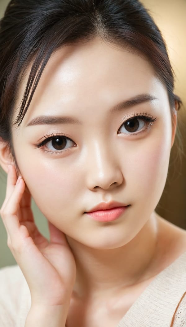 Tags: 21872187, SDXL
{"3": {"inputs": {"seed": 926316234293527, "steps": 32, "cfg": 7.01, "sampler_name": "dpmpp_2m", "scheduler": "karras", "denoise": 1.0, "model": ["27", 0], "positive": ["6", 0], "negative": ["7", 0], "latent_image": ["5", 0]}, "class_type": "KSampler"}, "4": {"inputs": {"ckpt_name": "juggernautXL_v8Rundiffusion.safetensors"}, "class_type": "CheckpointLoaderSimple"}, "5": {"inputs": {"width": 768, "height": 1344, "batch_size": 1}, "class_type": "EmptyLatentImage"}, "6": {"inputs": {"text": "18 year old girl, (korean:1.01), (taiwanese:1.13), (irish:1.11), (chinese:1.10), (russian:1.03), (detailed face:0.98), (cute:0.95), (slim:1.03), (beautiful eyes:0.98), (seductive pose:0.96), (eyelashes:1.04), (pale skin:0.96), (blush:1.11), (temptress:0.95), (idol:1.06), (seductive facial expression:1.00), (double eyelids:0.99), (sexy lips:1.02), (in a seductive pose:1.03), (large perky breasts:1.01), (cleavage:0.95), (thigh gap:1.03), (an office lady:1.06), (portra:1.09), (film:1.09), (detailed skin:1.04), (skin fuzz:1.05), (RAW:1.01), (textured skin:1.08), (candid cinema:1.01), (soft lighting:1.05), (natural looking skin:1.01)", "clip": ["27", 1]}, "class_type": "CLIPTextEncode"}, "7": {"inputs": {"text": "(distorted:1.13), (twisted:1.14), (watermark:1.05), (worst quality:1.10), (open mouth:1.10), (low resolution:1.14)", "clip": ["27", 1]}, "class_type": "CLIPTextEncode"}, "8": {"inputs": {"samples": ["3", 0], "vae": ["4", 2]}, "class_type": "VAEDecode"}, "25": {"inputs": {"lora_name": "nudify_xl.safetensors", "strength_model": 0.33, "strength_clip": 0.35, "model": ["4", 0], "clip": ["4", 1]}, "class_type": "LoraLoader"}, "26": {"inputs": {"lora_name": "shirtlift_SDXL_v2.safetensors", "strength_model": 0.05, "strength_clip": 0.12, "model": ["25", 0], "clip": ["25", 1]}, "class_type": "LoraLoader"}, "27": {"inputs": {"lora_name": "PerfectEyesXL.safetensors", "strength_model": 0.02, "strength_clip": 0.0, "model": ["26", 0], "clip": ["26", 1]}, "class_type": "LoraLoader"}, "30": {"inputs": {"model_name": "4x_NMKD-Superscale-SP_178000_G.pth"}, "class_type": "UpscaleModelLoader"}, "31": {"inputs": {"upscale_model": ["30", 0], "image": ["8", 0]}, "class_type": "ImageUpscaleWithModel"}, "32": {"inputs": {"upscale_method": "lanczos", "scale_by": 0.5, "image": ["31", 0]}, "class_type": "ImageScaleBy"}, "33": {"inputs": {"pixels": ["32", 0], "vae": ["4", 2]}, "class_type": "VAEEncode"}, "34": {"inputs": {"seed": 926316234293527, "steps": 32, "cfg": 7.01, "sampler_name": "dpmpp_2m", "scheduler": "karras", "denoise": 0.3, "model": ["27", 0], "positive": ["6", 0], "negative": ["7", 0], "latent_image": ["33", 0]}, "class_type": "KSampler"}, "36": {"inputs": {"samples": ["34", 0], "vae": ["4", 2]}, "class_type": "VAEDecode"}, "39": {"inputs": {"filename_prefix": "comfyapi-1708031580217", "images": ["36", 0]}, "class_type": "SaveImage"}}