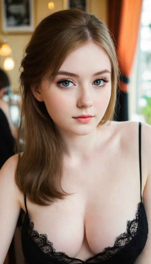 Tags: 21872187, SDXL
{"3": {"inputs": {"seed": 604185641305189, "steps": 32, "cfg": 5.53, "sampler_name": "dpmpp_2m", "scheduler": "karras", "denoise": 1.0, "model": ["27", 0], "positive": ["6", 0], "negative": ["7", 0], "latent_image": ["5", 0]}, "class_type": "KSampler"}, "4": {"inputs": {"ckpt_name": "juggernautXL_v8Rundiffusion.safetensors"}, "class_type": "CheckpointLoaderSimple"}, "5": {"inputs": {"width": 768, "height": 1344, "batch_size": 1}, "class_type": "EmptyLatentImage"}, "6": {"inputs": {"text": "21 year old girl, (irish:1.13), (cute:1.05), (beautiful eyes:1.10), (pale skin:1.08), (eyelashes:1.12), (temptress:0.95), (sexy lips:0.99), (seductive pose:1.00), (double eyelids:1.02), (idol:0.95), (slim:1.05), (detailed face:1.03), (seductive facial expression:1.14), (blush:1.03), (in a seductive pose:0.99), (large perky breasts:1.04), (cleavage:1.09), (thigh gap:0.99), (wearing a little black dress:0.96) at a fine dining restaurant, (candid cinema:1.00), (portra:1.05), (natural looking skin:1.09), (textured skin:1.01), (skin fuzz:1.04), (soft lighting:1.05), (RAW:1.08), (detailed skin:1.02), (film:1.04)", "clip": ["27", 1]}, "class_type": "CLIPTextEncode"}, "7": {"inputs": {"text": "(twisted:1.12), (distorted:1.11), (watermark:1.12), (low resolution:1.06), (open mouth:1.08), (worst quality:1.11), (bad hands:1.09)", "clip": ["27", 1]}, "class_type": "CLIPTextEncode"}, "8": {"inputs": {"samples": ["3", 0], "vae": ["4", 2]}, "class_type": "VAEDecode"}, "25": {"inputs": {"lora_name": "nudify_xl.safetensors", "strength_model": 0.14, "strength_clip": 0.0, "model": ["4", 0], "clip": ["4", 1]}, "class_type": "LoraLoader"}, "26": {"inputs": {"lora_name": "shirtlift_SDXL_v2.safetensors", "strength_model": 0.07, "strength_clip": 0.01, "model": ["25", 0], "clip": ["25", 1]}, "class_type": "LoraLoader"}, "27": {"inputs": {"lora_name": "PerfectEyesXL.safetensors", "strength_model": 0.08, "strength_clip": 0.17, "model": ["26", 0], "clip": ["26", 1]}, "class_type": "LoraLoader"}, "30": {"inputs": {"model_name": "4x_NMKD-Superscale-SP_178000_G.pth"}, "class_type": "UpscaleModelLoader"}, "31": {"inputs": {"upscale_model": ["30", 0], "image": ["8", 0]}, "class_type": "ImageUpscaleWithModel"}, "32": {"inputs": {"upscale_method": "lanczos", "scale_by": 0.5, "image": ["31", 0]}, "class_type": "ImageScaleBy"}, "33": {"inputs": {"pixels": ["32", 0], "vae": ["4", 2]}, "class_type": "VAEEncode"}, "34": {"inputs": {"seed": 604185641305189, "steps": 32, "cfg": 5.53, "sampler_name": "dpmpp_2m", "scheduler": "karras", "denoise": 0.3, "model": ["27", 0], "positive": ["6", 0], "negative": ["7", 0], "latent_image": ["33", 0]}, "class_type": "KSampler"}, "36": {"inputs": {"samples": ["34", 0], "vae": ["4", 2]}, "class_type": "VAEDecode"}, "39": {"inputs": {"filename_prefix": "comfyapi-1707930127083", "images": ["36", 0]}, "class_type": "SaveImage"}}