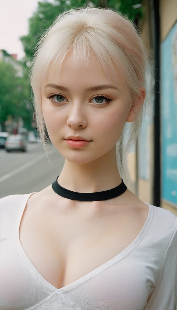 Tags: 21872187, SDXL
{"3": {"inputs": {"seed": 310051050785971, "steps": 32, "cfg": 6.53, "sampler_name": "dpmpp_2m", "scheduler": "karras", "denoise": 1.0, "model": ["27", 0], "positive": ["6", 0], "negative": ["7", 0], "latent_image": ["5", 0]}, "class_type": "KSampler"}, "4": {"inputs": {"ckpt_name": "juggernautxl.safetensors"}, "class_type": "CheckpointLoaderSimple"}, "5": {"inputs": {"width": 768, "height": 1344, "batch_size": 1}, "class_type": "EmptyLatentImage"}, "6": {"inputs": {"text": "28 year old girl, (russian:0.97), (blush:0.97), (double eyelids:0.97), (detailed face:0.98), (seductive pose:1.04), (pale skin:1.04), (eyelashes:1.04), (cute:0.98), (slim:1.03), (idol:1.10), (seductive facial expression:1.10), (temptress:1.06), (beautiful eyes:1.08), (sexy lips:1.11), (on all fours:1.07), (spreading ass cheeks:1.08), (from behind:0.96), (backboob:1.14), (school uniform:0.97), choker, busy street, (RAW:1.01), (candid cinema:1.09), (detailed skin:1.04), (natural looking skin:1.07), (film:1.03), (portra:1.03), (textured skin:1.05), (soft lighting:1.07), (skin fuzz:1.00)", "clip": ["27", 1]}, "class_type": "CLIPTextEncode"}, "7": {"inputs": {"text": "(open mouth:1.08), (low resolution:1.12), (twisted:1.13), (distorted:1.14), (worst quality:1.05), (watermark:1.14), (bad hands:1.08)", "clip": ["27", 1]}, "class_type": "CLIPTextEncode"}, "8": {"inputs": {"samples": ["3", 0], "vae": ["4", 2]}, "class_type": "VAEDecode"}, "25": {"inputs": {"lora_name": "nudify_xl.safetensors", "strength_model": 0.15, "strength_clip": 0.35, "model": ["4", 0], "clip": ["4", 1]}, "class_type": "LoraLoader"}, "26": {"inputs": {"lora_name": "shirtlift_SDXL_v2.safetensors", "strength_model": 0.08, "strength_clip": 0.15, "model": ["25", 0], "clip": ["25", 1]}, "class_type": "LoraLoader"}, "27": {"inputs": {"lora_name": "PerfectEyesXL.safetensors", "strength_model": 0.05, "strength_clip": 0.05, "model": ["26", 0], "clip": ["26", 1]}, "class_type": "LoraLoader"}, "30": {"inputs": {"model_name": "4x_NMKD-Superscale-SP_178000_G.pth"}, "class_type": "UpscaleModelLoader"}, "31": {"inputs": {"upscale_model": ["30", 0], "image": ["8", 0]}, "class_type": "ImageUpscaleWithModel"}, "32": {"inputs": {"upscale_method": "lanczos", "scale_by": 0.5, "image": ["31", 0]}, "class_type": "ImageScaleBy"}, "33": {"inputs": {"pixels": ["32", 0], "vae": ["4", 2]}, "class_type": "VAEEncode"}, "34": {"inputs": {"seed": 310051050785971, "steps": 32, "cfg": 6.53, "sampler_name": "dpmpp_2m", "scheduler": "karras", "denoise": 0.3, "model": ["27", 0], "positive": ["6", 0], "negative": ["7", 0], "latent_image": ["33", 0]}, "class_type": "KSampler"}, "36": {"inputs": {"samples": ["34", 0], "vae": ["4", 2]}, "class_type": "VAEDecode"}, "39": {"inputs": {"filename_prefix": "comfyapi-1718295377431", "images": ["36", 0]}, "class_type": "SaveImage"}}