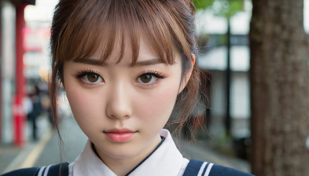 Tags: 21872187, SDXL
{"3": {"inputs": {"seed": 233712619482623, "steps": 32, "cfg": 6.39, "sampler_name": "dpmpp_2m", "scheduler": "karras", "denoise": 1.0, "model": ["27", 0], "positive": ["6", 0], "negative": ["7", 0], "latent_image": ["5", 0]}, "class_type": "KSampler"}, "4": {"inputs": {"ckpt_name": "juggernautxl.safetensors"}, "class_type": "CheckpointLoaderSimple"}, "5": {"inputs": {"width": 1344, "height": 768, "batch_size": 1}, "class_type": "EmptyLatentImage"}, "6": {"inputs": {"text": "26 year old girl, (japanese:1.11), (irish:0.95), (double eyelids:0.98), (pale skin:0.97), (temptress:1.00), (seductive facial expression:0.99), (blush:1.01), (eyelashes:1.02), (detailed face:1.10), (beautiful eyes:1.10), (sexy lips:0.95), (cute:1.10), (seductive pose:1.01), (idol:1.06), (slim:1.13), (in a seductive pose:1.14), (large perky breasts:1.04), (cleavage:1.09), (thigh gap:1.04), (school uniform:1.12), choker, busy street, (detailed skin:1.07), (film:1.07), (textured skin:1.01), (natural looking skin:1.08), (RAW:1.03), (portra:1.06), (soft lighting:1.02), (skin fuzz:1.03), (candid cinema:1.03)", "clip": ["27", 1]}, "class_type": "CLIPTextEncode"}, "7": {"inputs": {"text": "(distorted:1.14), (bad hands:1.09), (worst quality:1.12), (twisted:1.11), (watermark:1.12), (open mouth:1.05), (low resolution:1.12)", "clip": ["27", 1]}, "class_type": "CLIPTextEncode"}, "8": {"inputs": {"samples": ["3", 0], "vae": ["4", 2]}, "class_type": "VAEDecode"}, "25": {"inputs": {"lora_name": "nudify_xl.safetensors", "strength_model": 0.06, "strength_clip": 0.01, "model": ["4", 0], "clip": ["4", 1]}, "class_type": "LoraLoader"}, "26": {"inputs": {"lora_name": "shirtlift_SDXL_v2.safetensors", "strength_model": 0.1, "strength_clip": 0.19, "model": ["25", 0], "clip": ["25", 1]}, "class_type": "LoraLoader"}, "27": {"inputs": {"lora_name": "PerfectEyesXL.safetensors", "strength_model": 0.08, "strength_clip": 0.13, "model": ["26", 0], "clip": ["26", 1]}, "class_type": "LoraLoader"}, "30": {"inputs": {"model_name": "4x_NMKD-Superscale-SP_178000_G.pth"}, "class_type": "UpscaleModelLoader"}, "31": {"inputs": {"upscale_model": ["30", 0], "image": ["8", 0]}, "class_type": "ImageUpscaleWithModel"}, "32": {"inputs": {"upscale_method": "lanczos", "scale_by": 0.5, "image": ["31", 0]}, "class_type": "ImageScaleBy"}, "33": {"inputs": {"pixels": ["32", 0], "vae": ["4", 2]}, "class_type": "VAEEncode"}, "34": {"inputs": {"seed": 233712619482623, "steps": 32, "cfg": 6.39, "sampler_name": "dpmpp_2m", "scheduler": "karras", "denoise": 0.3, "model": ["27", 0], "positive": ["6", 0], "negative": ["7", 0], "latent_image": ["33", 0]}, "class_type": "KSampler"}, "36": {"inputs": {"samples": ["34", 0], "vae": ["4", 2]}, "class_type": "VAEDecode"}, "39": {"inputs": {"filename_prefix": "comfyapi-1733080839727", "images": ["36", 0]}, "class_type": "SaveImage"}}