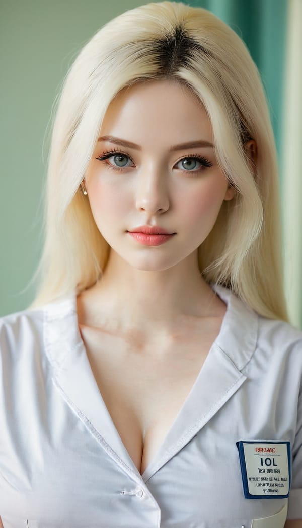 Tags: 21872187, SDXL
{"3": {"inputs": {"seed": 780468873042229, "steps": 64, "cfg": 6.47, "sampler_name": "dpmpp_2m", "scheduler": "karras", "denoise": 1.0, "model": ["27", 0], "positive": ["6", 0], "negative": ["7", 0], "latent_image": ["5", 0]}, "class_type": "KSampler"}, "4": {"inputs": {"ckpt_name": "juggernautxl.safetensors"}, "class_type": "CheckpointLoaderSimple"}, "5": {"inputs": {"width": 768, "height": 1344, "batch_size": 1}, "class_type": "EmptyLatentImage"}, "6": {"inputs": {"text": "28 year old girl, (blush:1.00), (sexy lips:1.14), (slim:0.99), (pale skin:1.12), (seductive facial expression:1.05), (eyelashes:1.05), (idol:1.05), (detailed face:1.14), (cute:1.04), (temptress:1.08), (beautiful eyes:1.09), (double eyelids:1.09), (in a seductive pose:0.99), (large perky breasts:1.08), (cleavage:1.02), (thigh gap:1.06), (nurse in uniform:0.95) working in a hospital ward, (skin fuzz:1.02), (natural looking skin:1.03), (soft lighting:1.02), (RAW:1.06), (portra:1.04), (film:1.09), (detailed skin:1.00), (textured skin:1.05), (candid cinema:1.08)", "clip": ["27", 1]}, "class_type": "CLIPTextEncode"}, "7": {"inputs": {"text": "(open mouth:1.11), (distorted:1.06), (bad hands:1.06), (worst quality:1.06), (low resolution:1.13), (watermark:1.05), (twisted:1.14)", "clip": ["27", 1]}, "class_type": "CLIPTextEncode"}, "8": {"inputs": {"samples": ["3", 0], "vae": ["4", 2]}, "class_type": "VAEDecode"}, "25": {"inputs": {"lora_name": "nudify_xl.safetensors", "strength_model": 0.15, "strength_clip": 0.19, "model": ["4", 0], "clip": ["4", 1]}, "class_type": "LoraLoader"}, "26": {"inputs": {"lora_name": "shirtlift_SDXL_v2.safetensors", "strength_model": 0.05, "strength_clip": 0.18, "model": ["25", 0], "clip": ["25", 1]}, "class_type": "LoraLoader"}, "27": {"inputs": {"lora_name": "PerfectEyesXL.safetensors", "strength_model": 0.18, "strength_clip": 0.01, "model": ["26", 0], "clip": ["26", 1]}, "class_type": "LoraLoader"}, "30": {"inputs": {"model_name": "4x_NMKD-Superscale-SP_178000_G.pth"}, "class_type": "UpscaleModelLoader"}, "31": {"inputs": {"upscale_model": ["30", 0], "image": ["8", 0]}, "class_type": "ImageUpscaleWithModel"}, "32": {"inputs": {"upscale_method": "lanczos", "scale_by": 0.5, "image": ["31", 0]}, "class_type": "ImageScaleBy"}, "33": {"inputs": {"pixels": ["32", 0], "vae": ["4", 2]}, "class_type": "VAEEncode"}, "34": {"inputs": {"seed": 780468873042229, "steps": 64, "cfg": 6.47, "sampler_name": "dpmpp_2m", "scheduler": "karras", "denoise": 0.3, "model": ["27", 0], "positive": ["6", 0], "negative": ["7", 0], "latent_image": ["33", 0]}, "class_type": "KSampler"}, "36": {"inputs": {"samples": ["34", 0], "vae": ["4", 2]}, "class_type": "VAEDecode"}, "39": {"inputs": {"filename_prefix": "comfyapi-1725942328514", "images": ["36", 0]}, "class_type": "SaveImage"}}