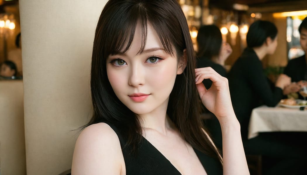 Tags: 21872187, SDXL
{"3": {"inputs": {"seed": 637555532966822, "steps": 64, "cfg": 5.96, "sampler_name": "dpmpp_2m", "scheduler": "karras", "denoise": 1.0, "model": ["27", 0], "positive": ["6", 0], "negative": ["7", 0], "latent_image": ["5", 0]}, "class_type": "KSampler"}, "4": {"inputs": {"ckpt_name": "juggernautXL_v8Rundiffusion.safetensors"}, "class_type": "CheckpointLoaderSimple"}, "5": {"inputs": {"width": 1344, "height": 768, "batch_size": 1}, "class_type": "EmptyLatentImage"}, "6": {"inputs": {"text": "26 year old girl, (japanese:1.14), (irish:0.98), (russian:1.07), (pale skin:1.11), (beautiful eyes:1.07), (temptress:1.04), (blush:1.07), (slim:1.08), (seductive pose:1.03), (detailed face:0.98), (idol:1.10), (cute:0.96), (double eyelids:0.95), (sexy lips:1.14), (seductive facial expression:0.96), (eyelashes:1.02), (in a seductive pose:1.03), (large perky breasts:1.04), (cleavage:1.07), (thigh gap:1.08), (wearing a little black dress:1.00) at a fine dining restaurant, (soft lighting:1.03), (candid cinema:1.01), (natural looking skin:1.02), (skin fuzz:1.02), (film:1.06), (RAW:1.05), (portra:1.01), (textured skin:1.01), (detailed skin:1.01)", "clip": ["27", 1]}, "class_type": "CLIPTextEncode"}, "7": {"inputs": {"text": "(twisted:1.06), (open mouth:1.06), (distorted:1.05), (worst quality:1.14), (low resolution:1.10), (bad hands:1.11), (watermark:1.10)", "clip": ["27", 1]}, "class_type": "CLIPTextEncode"}, "8": {"inputs": {"samples": ["3", 0], "vae": ["4", 2]}, "class_type": "VAEDecode"}, "25": {"inputs": {"lora_name": "nudify_xl.safetensors", "strength_model": 0.09, "strength_clip": 0.12, "model": ["4", 0], "clip": ["4", 1]}, "class_type": "LoraLoader"}, "26": {"inputs": {"lora_name": "shirtlift_SDXL_v2.safetensors", "strength_model": 0.0, "strength_clip": 0.16, "model": ["25", 0], "clip": ["25", 1]}, "class_type": "LoraLoader"}, "27": {"inputs": {"lora_name": "PerfectEyesXL.safetensors", "strength_model": 0.15, "strength_clip": 0.05, "model": ["26", 0], "clip": ["26", 1]}, "class_type": "LoraLoader"}, "30": {"inputs": {"model_name": "4x_NMKD-Superscale-SP_178000_G.pth"}, "class_type": "UpscaleModelLoader"}, "31": {"inputs": {"upscale_model": ["30", 0], "image": ["8", 0]}, "class_type": "ImageUpscaleWithModel"}, "32": {"inputs": {"upscale_method": "lanczos", "scale_by": 0.5, "image": ["31", 0]}, "class_type": "ImageScaleBy"}, "33": {"inputs": {"pixels": ["32", 0], "vae": ["4", 2]}, "class_type": "VAEEncode"}, "34": {"inputs": {"seed": 637555532966822, "steps": 64, "cfg": 5.96, "sampler_name": "dpmpp_2m", "scheduler": "karras", "denoise": 0.3, "model": ["27", 0], "positive": ["6", 0], "negative": ["7", 0], "latent_image": ["33", 0]}, "class_type": "KSampler"}, "36": {"inputs": {"samples": ["34", 0], "vae": ["4", 2]}, "class_type": "VAEDecode"}, "39": {"inputs": {"filename_prefix": "comfyapi-1707692575575", "images": ["36", 0]}, "class_type": "SaveImage"}}