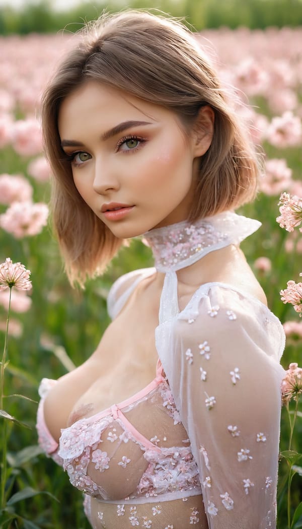 Tags: 21872187, SDXL
{"3": {"inputs": {"seed": 364106040668765, "steps": 64, "cfg": 7.96, "sampler_name": "dpmpp_2m", "scheduler": "karras", "denoise": 1.0, "model": ["27", 0], "positive": ["6", 0], "negative": ["7", 0], "latent_image": ["5", 0]}, "class_type": "KSampler"}, "4": {"inputs": {"ckpt_name": "juggernautxl.safetensors"}, "class_type": "CheckpointLoaderSimple"}, "5": {"inputs": {"width": 768, "height": 1344, "batch_size": 1}, "class_type": "EmptyLatentImage"}, "6": {"inputs": {"text": "25 year old girl, (ukrainian:0.98), (russian:1.08), (idol:1.04), (sexy lips:1.03), (blush:1.14), (cute:1.08), (seductive facial expression:1.05), (beautiful eyes:1.08), (detailed face:0.98), (seductive pose:1.07), (slim:1.13), (temptress:0.95), (double eyelids:1.03), (eyelashes:1.14), (on all fours:1.03), (spreading ass cheeks:1.00), (from behind:1.06), (backboob:1.09), wearing (translucent clothes:0.95) on a flower field, (candid cinema:1.03), (RAW:1.02), (soft lighting:1.07), (natural looking skin:1.02), (portra:1.08), (film:1.03), (detailed skin:1.09), (skin fuzz:1.00), (textured skin:1.01)", "clip": ["27", 1]}, "class_type": "CLIPTextEncode"}, "7": {"inputs": {"text": "(distorted:1.14), (watermark:1.10), (twisted:1.07), (bad hands:1.14), (worst quality:1.07), (low resolution:1.10), (open mouth:1.07)", "clip": ["27", 1]}, "class_type": "CLIPTextEncode"}, "8": {"inputs": {"samples": ["3", 0], "vae": ["4", 2]}, "class_type": "VAEDecode"}, "25": {"inputs": {"lora_name": "nudify_xl.safetensors", "strength_model": 0.22, "strength_clip": 0.1, "model": ["4", 0], "clip": ["4", 1]}, "class_type": "LoraLoader"}, "26": {"inputs": {"lora_name": "shirtlift_SDXL_v2.safetensors", "strength_model": 0.04, "strength_clip": 0.0, "model": ["25", 0], "clip": ["25", 1]}, "class_type": "LoraLoader"}, "27": {"inputs": {"lora_name": "PerfectEyesXL.safetensors", "strength_model": 0.16, "strength_clip": 0.04, "model": ["26", 0], "clip": ["26", 1]}, "class_type": "LoraLoader"}, "30": {"inputs": {"model_name": "4x_NMKD-Superscale-SP_178000_G.pth"}, "class_type": "UpscaleModelLoader"}, "31": {"inputs": {"upscale_model": ["30", 0], "image": ["8", 0]}, "class_type": "ImageUpscaleWithModel"}, "32": {"inputs": {"upscale_method": "lanczos", "scale_by": 0.5, "image": ["31", 0]}, "class_type": "ImageScaleBy"}, "33": {"inputs": {"pixels": ["32", 0], "vae": ["4", 2]}, "class_type": "VAEEncode"}, "34": {"inputs": {"seed": 364106040668765, "steps": 64, "cfg": 7.96, "sampler_name": "dpmpp_2m", "scheduler": "karras", "denoise": 0.3, "model": ["27", 0], "positive": ["6", 0], "negative": ["7", 0], "latent_image": ["33", 0]}, "class_type": "KSampler"}, "36": {"inputs": {"samples": ["34", 0], "vae": ["4", 2]}, "class_type": "VAEDecode"}, "39": {"inputs": {"filename_prefix": "comfyapi-1728118906830", "images": ["36", 0]}, "class_type": "SaveImage"}}