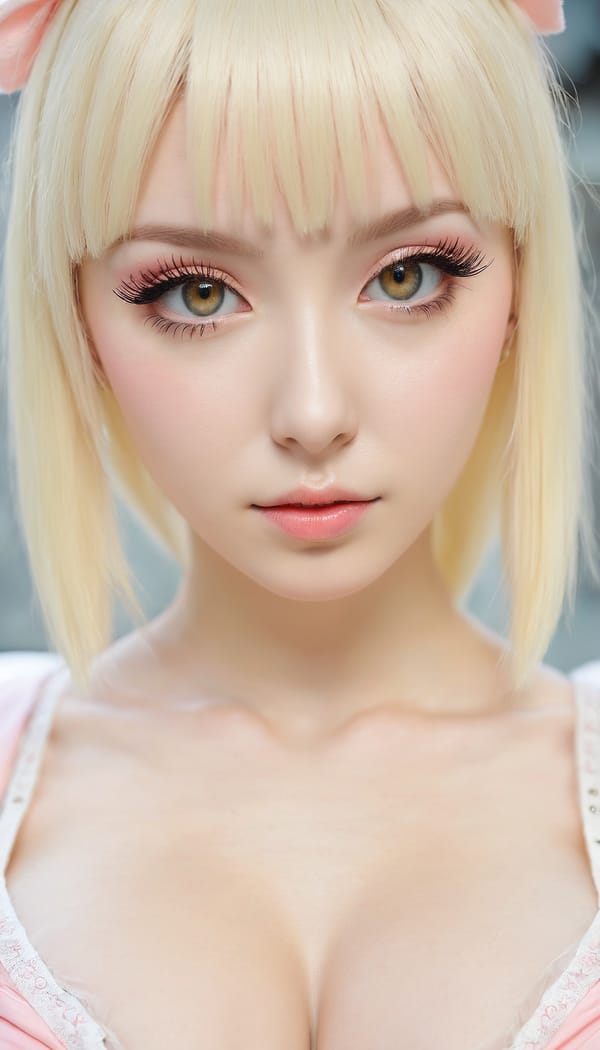 Tags: 21872187, SDXL
{"3": {"inputs": {"seed": 891162048104897, "steps": 32, "cfg": 7.45, "sampler_name": "dpmpp_2m", "scheduler": "karras", "denoise": 1.0, "model": ["27", 0], "positive": ["6", 0], "negative": ["7", 0], "latent_image": ["5", 0]}, "class_type": "KSampler"}, "4": {"inputs": {"ckpt_name": "juggernautxl.safetensors"}, "class_type": "CheckpointLoaderSimple"}, "5": {"inputs": {"width": 768, "height": 1344, "batch_size": 1}, "class_type": "EmptyLatentImage"}, "6": {"inputs": {"text": "27 year old girl, (ukrainian:1.08), (slim:1.07), (cute:0.98), (seductive facial expression:0.95), (eyelashes:1.13), (detailed face:1.11), (sexy lips:0.95), (double eyelids:1.02), (pale skin:1.13), (beautiful eyes:0.97), (blush:1.12), (idol:0.96), (seductive pose:1.05), (in a seductive pose:1.05), (large perky breasts:1.05), (cleavage:0.95), (thigh gap:1.11), (in a cosplay:0.96) at comiket posing for camera, (candid cinema:1.05), (portra:1.00), (textured skin:1.09), (film:1.09), (soft lighting:1.01), (natural looking skin:1.02), (skin fuzz:1.02), (detailed skin:1.07), (RAW:1.01)", "clip": ["27", 1]}, "class_type": "CLIPTextEncode"}, "7": {"inputs": {"text": "(watermark:1.05), (twisted:1.05), (worst quality:1.11), (low resolution:1.07), (open mouth:1.13), (distorted:1.07), (bad hands:1.08)", "clip": ["27", 1]}, "class_type": "CLIPTextEncode"}, "8": {"inputs": {"samples": ["3", 0], "vae": ["4", 2]}, "class_type": "VAEDecode"}, "25": {"inputs": {"lora_name": "nudify_xl.safetensors", "strength_model": 0.03, "strength_clip": 0.03, "model": ["4", 0], "clip": ["4", 1]}, "class_type": "LoraLoader"}, "26": {"inputs": {"lora_name": "shirtlift_SDXL_v2.safetensors", "strength_model": 0.17, "strength_clip": 0.01, "model": ["25", 0], "clip": ["25", 1]}, "class_type": "LoraLoader"}, "27": {"inputs": {"lora_name": "PerfectEyesXL.safetensors", "strength_model": 0.16, "strength_clip": 0.18, "model": ["26", 0], "clip": ["26", 1]}, "class_type": "LoraLoader"}, "30": {"inputs": {"model_name": "4x_NMKD-Superscale-SP_178000_G.pth"}, "class_type": "UpscaleModelLoader"}, "31": {"inputs": {"upscale_model": ["30", 0], "image": ["8", 0]}, "class_type": "ImageUpscaleWithModel"}, "32": {"inputs": {"upscale_method": "lanczos", "scale_by": 0.5, "image": ["31", 0]}, "class_type": "ImageScaleBy"}, "33": {"inputs": {"pixels": ["32", 0], "vae": ["4", 2]}, "class_type": "VAEEncode"}, "34": {"inputs": {"seed": 891162048104897, "steps": 32, "cfg": 7.45, "sampler_name": "dpmpp_2m", "scheduler": "karras", "denoise": 0.3, "model": ["27", 0], "positive": ["6", 0], "negative": ["7", 0], "latent_image": ["33", 0]}, "class_type": "KSampler"}, "36": {"inputs": {"samples": ["34", 0], "vae": ["4", 2]}, "class_type": "VAEDecode"}, "39": {"inputs": {"filename_prefix": "comfyapi-1725791148812", "images": ["36", 0]}, "class_type": "SaveImage"}}