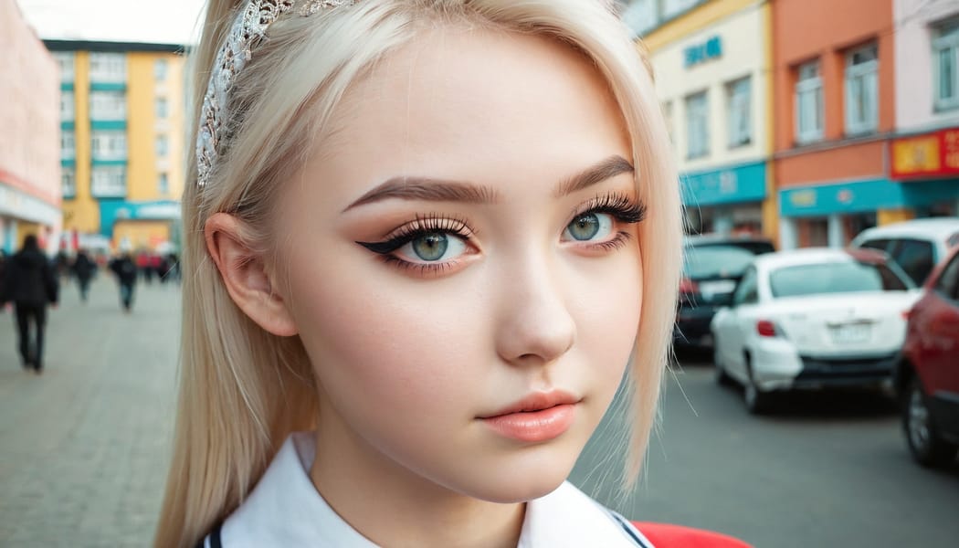 Tags: 21872187, SDXL
{"3": {"inputs": {"seed": 644921352401598, "steps": 32, "cfg": 7.81, "sampler_name": "dpmpp_2m", "scheduler": "karras", "denoise": 1.0, "model": ["27", 0], "positive": ["6", 0], "negative": ["7", 0], "latent_image": ["5", 0]}, "class_type": "KSampler"}, "4": {"inputs": {"ckpt_name": "juggernautxl.safetensors"}, "class_type": "CheckpointLoaderSimple"}, "5": {"inputs": {"width": 1344, "height": 768, "batch_size": 1}, "class_type": "EmptyLatentImage"}, "6": {"inputs": {"text": "20 year old girl, (ukrainian:1.04), (russian:1.13), (detailed face:1.12), (eyelashes:1.02), (temptress:0.97), (idol:1.01), (slim:1.04), (double eyelids:1.14), (pale skin:1.08), (beautiful eyes:1.10), (sexy lips:1.10), (seductive facial expression:1.06), (blush:1.04), (seductive pose:0.99), (perky ass:1.01), (exposed ass:1.04), (looking back:0.98), (sexy ass:0.99), (thigh gap:1.07), (school uniform:1.05), choker, busy street, (skin fuzz:1.01), (detailed skin:1.06), (candid cinema:1.08), (portra:1.07), (film:1.00), (soft lighting:1.07), (natural looking skin:1.03), (textured skin:1.05), (RAW:1.03)", "clip": ["27", 1]}, "class_type": "CLIPTextEncode"}, "7": {"inputs": {"text": "(twisted:1.09), (worst quality:1.14), (bad hands:1.09), (low resolution:1.09), (watermark:1.13), (distorted:1.05), (open mouth:1.12)", "clip": ["27", 1]}, "class_type": "CLIPTextEncode"}, "8": {"inputs": {"samples": ["3", 0], "vae": ["4", 2]}, "class_type": "VAEDecode"}, "25": {"inputs": {"lora_name": "nudify_xl.safetensors", "strength_model": 0.37, "strength_clip": 0.38, "model": ["4", 0], "clip": ["4", 1]}, "class_type": "LoraLoader"}, "26": {"inputs": {"lora_name": "shirtlift_SDXL_v2.safetensors", "strength_model": 0.12, "strength_clip": 0.02, "model": ["25", 0], "clip": ["25", 1]}, "class_type": "LoraLoader"}, "27": {"inputs": {"lora_name": "PerfectEyesXL.safetensors", "strength_model": 0.02, "strength_clip": 0.15, "model": ["26", 0], "clip": ["26", 1]}, "class_type": "LoraLoader"}, "30": {"inputs": {"model_name": "4x_NMKD-Superscale-SP_178000_G.pth"}, "class_type": "UpscaleModelLoader"}, "31": {"inputs": {"upscale_model": ["30", 0], "image": ["8", 0]}, "class_type": "ImageUpscaleWithModel"}, "32": {"inputs": {"upscale_method": "lanczos", "scale_by": 0.5, "image": ["31", 0]}, "class_type": "ImageScaleBy"}, "33": {"inputs": {"pixels": ["32", 0], "vae": ["4", 2]}, "class_type": "VAEEncode"}, "34": {"inputs": {"seed": 644921352401598, "steps": 32, "cfg": 7.81, "sampler_name": "dpmpp_2m", "scheduler": "karras", "denoise": 0.3, "model": ["27", 0], "positive": ["6", 0], "negative": ["7", 0], "latent_image": ["33", 0]}, "class_type": "KSampler"}, "36": {"inputs": {"samples": ["34", 0], "vae": ["4", 2]}, "class_type": "VAEDecode"}, "39": {"inputs": {"filename_prefix": "comfyapi-1732727059306", "images": ["36", 0]}, "class_type": "SaveImage"}}