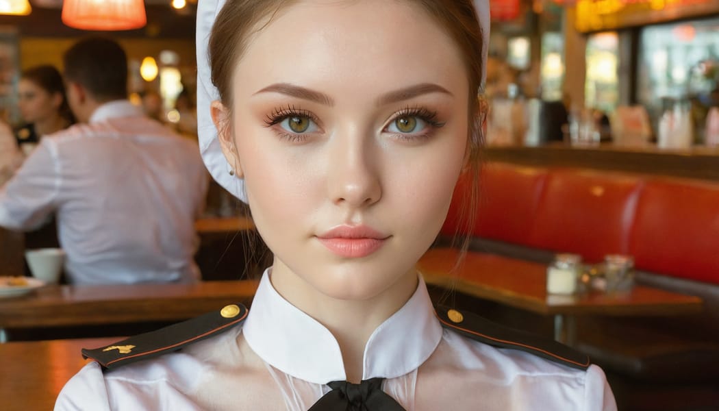 Tags: 21872187, SDXL
{"3": {"inputs": {"seed": 639483357068403, "steps": 32, "cfg": 5.24, "sampler_name": "dpmpp_2m", "scheduler": "karras", "denoise": 1.0, "model": ["27", 0], "positive": ["6", 0], "negative": ["7", 0], "latent_image": ["5", 0]}, "class_type": "KSampler"}, "4": {"inputs": {"ckpt_name": "juggernautxl.safetensors"}, "class_type": "CheckpointLoaderSimple"}, "5": {"inputs": {"width": 1344, "height": 768, "batch_size": 1}, "class_type": "EmptyLatentImage"}, "6": {"inputs": {"text": "26 year old girl, (ukrainian:1.12), (detailed face:1.10), (eyelashes:1.08), (double eyelids:1.05), (beautiful eyes:1.09), (sexy lips:1.11), (pale skin:1.05), (blush:0.97), (cute:1.00), (slim:1.13), (idol:1.13), (seductive pose:1.12), (seductive facial expression:1.13), (temptress:0.96), (in a seductive pose:0.98), (large perky breasts:1.14), (cleavage:1.03), (thigh gap:1.13), (a waitress in uniform:1.07) working at a restaurant, (detailed skin:1.09), (candid cinema:1.06), (textured skin:1.02), (film:1.05), (RAW:1.01), (portra:1.04), (soft lighting:1.03), (natural looking skin:1.07), (skin fuzz:1.04)", "clip": ["27", 1]}, "class_type": "CLIPTextEncode"}, "7": {"inputs": {"text": "(open mouth:1.05), (distorted:1.08), (worst quality:1.11), (twisted:1.14), (watermark:1.05), (bad hands:1.11)", "clip": ["27", 1]}, "class_type": "CLIPTextEncode"}, "8": {"inputs": {"samples": ["3", 0], "vae": ["4", 2]}, "class_type": "VAEDecode"}, "25": {"inputs": {"lora_name": "nudify_xl.safetensors", "strength_model": 0.35, "strength_clip": 0.06, "model": ["4", 0], "clip": ["4", 1]}, "class_type": "LoraLoader"}, "26": {"inputs": {"lora_name": "shirtlift_SDXL_v2.safetensors", "strength_model": 0.03, "strength_clip": 0.17, "model": ["25", 0], "clip": ["25", 1]}, "class_type": "LoraLoader"}, "27": {"inputs": {"lora_name": "PerfectEyesXL.safetensors", "strength_model": 0.11, "strength_clip": 0.02, "model": ["26", 0], "clip": ["26", 1]}, "class_type": "LoraLoader"}, "30": {"inputs": {"model_name": "4x_NMKD-Superscale-SP_178000_G.pth"}, "class_type": "UpscaleModelLoader"}, "31": {"inputs": {"upscale_model": ["30", 0], "image": ["8", 0]}, "class_type": "ImageUpscaleWithModel"}, "32": {"inputs": {"upscale_method": "lanczos", "scale_by": 0.5, "image": ["31", 0]}, "class_type": "ImageScaleBy"}, "33": {"inputs": {"pixels": ["32", 0], "vae": ["4", 2]}, "class_type": "VAEEncode"}, "34": {"inputs": {"seed": 639483357068403, "steps": 32, "cfg": 5.24, "sampler_name": "dpmpp_2m", "scheduler": "karras", "denoise": 0.3, "model": ["27", 0], "positive": ["6", 0], "negative": ["7", 0], "latent_image": ["33", 0]}, "class_type": "KSampler"}, "36": {"inputs": {"samples": ["34", 0], "vae": ["4", 2]}, "class_type": "VAEDecode"}, "39": {"inputs": {"filename_prefix": "comfyapi-1724915674907", "images": ["36", 0]}, "class_type": "SaveImage"}}