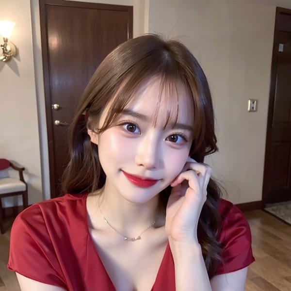 Tags: 21872187
<lora:koreanDollLikeness:0.61>, <lora:taiwanDollLikeness_v20:0.37>, <lora:YaeMiko_Test:0.62>, (ukrainian:0.92), (low-cut red dress:0.96), hotel ballroom, ceremony, <lora:skirtlift-v4:0.89 <lora:Addams:0.30>, extremely detailed eyes, extremely detailed face, cute, (photorealistic:0.92), sexy lips, seductive smile, eyelashes, pale skin, perky breasts, textured skin, 4K, RAW, best quality, sharp, hyper realistic, (thigh gap:1.01), blush, delicate and beautiful girl, 1girl, solo, (stunningly attractive:1.11)
Negative prompt: drawings, paintings, anime, black and white, fat, (normal quality:2.22), (worst quality:2.05)
Steps: 32, Sampler: DPM++ 2M Karras, CFG scale: 5.86, Seed: 2359551925, Size: 512x512, Model hash: fc2511737a, Model: chilloutmix_NiPrunedFp32Fix, Seed resize from: -1x-1, Denoising strength: 0.4, Version: v1.2.1, Hires upscale: 2.0, Hires steps: 16, Hires upscaler: ESRGAN_4x