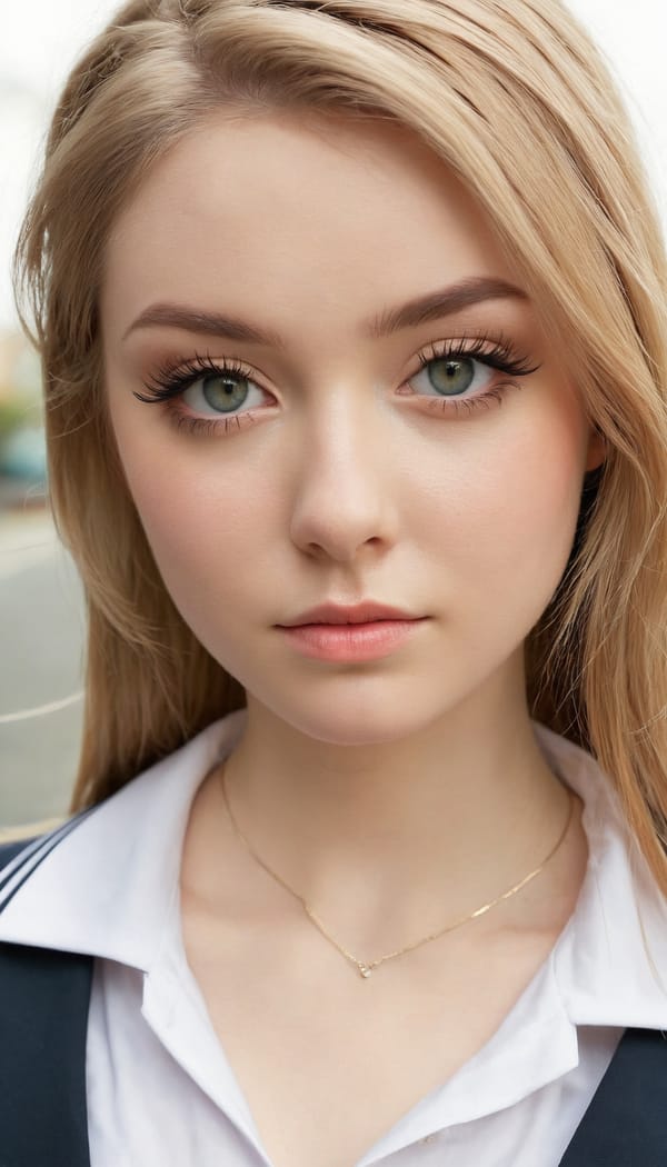 Tags: 21872187, SDXL
{"3": {"inputs": {"seed": 189848442182527, "steps": 64, "cfg": 5.35, "sampler_name": "dpmpp_2m", "scheduler": "karras", "denoise": 1.0, "model": ["27", 0], "positive": ["6", 0], "negative": ["7", 0], "latent_image": ["5", 0]}, "class_type": "KSampler"}, "4": {"inputs": {"ckpt_name": "juggernautxl.safetensors"}, "class_type": "CheckpointLoaderSimple"}, "5": {"inputs": {"width": 768, "height": 1344, "batch_size": 1}, "class_type": "EmptyLatentImage"}, "6": {"inputs": {"text": "28 year old girl, (irish:1.04), (blush:1.12), (slim:1.13), (double eyelids:1.07), (detailed face:1.08), (pale skin:0.96), (cute:0.98), (seductive pose:1.04), (seductive facial expression:1.13), (beautiful eyes:1.05), (eyelashes:1.05), (sexy lips:0.99), (idol:1.09), (in a seductive pose:1.11), (large perky breasts:1.03), (cleavage:1.08), (thigh gap:1.06), (school uniform:1.08), choker, busy street, (skin fuzz:1.02), (detailed skin:1.05), (candid cinema:1.03), (film:1.03), (natural looking skin:1.02), (RAW:1.00), (portra:1.03), (soft lighting:1.08), (textured skin:1.07)", "clip": ["27", 1]}, "class_type": "CLIPTextEncode"}, "7": {"inputs": {"text": "(worst quality:1.11), (distorted:1.07), (watermark:1.08), (low resolution:1.05), (open mouth:1.07), (twisted:1.14), (bad hands:1.12)", "clip": ["27", 1]}, "class_type": "CLIPTextEncode"}, "8": {"inputs": {"samples": ["3", 0], "vae": ["4", 2]}, "class_type": "VAEDecode"}, "25": {"inputs": {"lora_name": "nudify_xl.safetensors", "strength_model": 0.37, "strength_clip": 0.02, "model": ["4", 0], "clip": ["4", 1]}, "class_type": "LoraLoader"}, "26": {"inputs": {"lora_name": "shirtlift_SDXL_v2.safetensors", "strength_model": 0.12, "strength_clip": 0.0, "model": ["25", 0], "clip": ["25", 1]}, "class_type": "LoraLoader"}, "27": {"inputs": {"lora_name": "PerfectEyesXL.safetensors", "strength_model": 0.04, "strength_clip": 0.1, "model": ["26", 0], "clip": ["26", 1]}, "class_type": "LoraLoader"}, "30": {"inputs": {"model_name": "4x_NMKD-Superscale-SP_178000_G.pth"}, "class_type": "UpscaleModelLoader"}, "31": {"inputs": {"upscale_model": ["30", 0], "image": ["8", 0]}, "class_type": "ImageUpscaleWithModel"}, "32": {"inputs": {"upscale_method": "lanczos", "scale_by": 0.5, "image": ["31", 0]}, "class_type": "ImageScaleBy"}, "33": {"inputs": {"pixels": ["32", 0], "vae": ["4", 2]}, "class_type": "VAEEncode"}, "34": {"inputs": {"seed": 189848442182527, "steps": 64, "cfg": 5.35, "sampler_name": "dpmpp_2m", "scheduler": "karras", "denoise": 0.3, "model": ["27", 0], "positive": ["6", 0], "negative": ["7", 0], "latent_image": ["33", 0]}, "class_type": "KSampler"}, "36": {"inputs": {"samples": ["34", 0], "vae": ["4", 2]}, "class_type": "VAEDecode"}, "39": {"inputs": {"filename_prefix": "comfyapi-1734977809118", "images": ["36", 0]}, "class_type": "SaveImage"}}