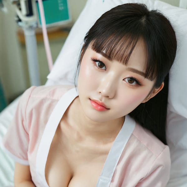 Tags: 21872187, SDXL
{"3": {"inputs": {"seed": 349126905436518, "steps": 32, "cfg": 7.43, "sampler_name": "dpmpp_2m", "scheduler": "karras", "denoise": 1.0, "model": ["27", 0], "positive": ["6", 0], "negative": ["7", 0], "latent_image": ["5", 0]}, "class_type": "KSampler"}, "4": {"inputs": {"ckpt_name": "juggernautxl.safetensors"}, "class_type": "CheckpointLoaderSimple"}, "5": {"inputs": {"width": 1024, "height": 1024, "batch_size": 1}, "class_type": "EmptyLatentImage"}, "6": {"inputs": {"text": "26 year old girl, (chinese:0.98), (korean:0.96), (ukrainian:1.02), (idol:1.11), (sexy lips:1.03), (seductive facial expression:1.00), (pale skin:0.97), (double eyelids:1.00), (blush:1.14), (detailed face:1.13), (cute:1.06), (beautiful eyes:1.13), (eyelashes:1.13), (slim:0.95), (seductive pose:1.10), (temptress:1.09), (in a seductive pose:0.98), (large perky breasts:1.08), (cleavage:0.97), (thigh gap:1.01), (nurse in uniform:1.03) working in a hospital ward, (RAW:1.00), (natural looking skin:1.04), (textured skin:1.01), (skin fuzz:1.06), (film:1.03), (candid cinema:1.00), (detailed skin:1.02), (portra:1.09), (soft lighting:1.07)", "clip": ["27", 1]}, "class_type": "CLIPTextEncode"}, "7": {"inputs": {"text": "(low resolution:1.12), (open mouth:1.06), (twisted:1.14), (watermark:1.09), (distorted:1.14), (worst quality:1.09), (bad hands:1.05)", "clip": ["27", 1]}, "class_type": "CLIPTextEncode"}, "8": {"inputs": {"samples": ["3", 0], "vae": ["4", 2]}, "class_type": "VAEDecode"}, "25": {"inputs": {"lora_name": "nudify_xl.safetensors", "strength_model": 0.15, "strength_clip": 0.01, "model": ["4", 0], "clip": ["4", 1]}, "class_type": "LoraLoader"}, "26": {"inputs": {"lora_name": "shirtlift_SDXL_v2.safetensors", "strength_model": 0.06, "strength_clip": 0.0, "model": ["25", 0], "clip": ["25", 1]}, "class_type": "LoraLoader"}, "27": {"inputs": {"lora_name": "PerfectEyesXL.safetensors", "strength_model": 0.02, "strength_clip": 0.09, "model": ["26", 0], "clip": ["26", 1]}, "class_type": "LoraLoader"}, "30": {"inputs": {"model_name": "4x_NMKD-Superscale-SP_178000_G.pth"}, "class_type": "UpscaleModelLoader"}, "31": {"inputs": {"upscale_model": ["30", 0], "image": ["8", 0]}, "class_type": "ImageUpscaleWithModel"}, "32": {"inputs": {"upscale_method": "lanczos", "scale_by": 0.5, "image": ["31", 0]}, "class_type": "ImageScaleBy"}, "33": {"inputs": {"pixels": ["32", 0], "vae": ["4", 2]}, "class_type": "VAEEncode"}, "34": {"inputs": {"seed": 349126905436518, "steps": 32, "cfg": 7.43, "sampler_name": "dpmpp_2m", "scheduler": "karras", "denoise": 0.3, "model": ["27", 0], "positive": ["6", 0], "negative": ["7", 0], "latent_image": ["33", 0]}, "class_type": "KSampler"}, "36": {"inputs": {"samples": ["34", 0], "vae": ["4", 2]}, "class_type": "VAEDecode"}, "39": {"inputs": {"filename_prefix": "comfyapi-1726380791026", "images": ["36", 0]}, "class_type": "SaveImage"}}