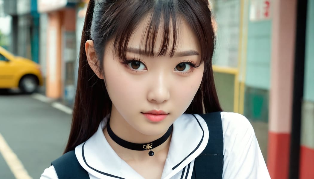 Tags: 21872187, SDXL
{"3": {"inputs": {"seed": 403379484048788, "steps": 64, "cfg": 5.77, "sampler_name": "dpmpp_2m", "scheduler": "karras", "denoise": 1.0, "model": ["27", 0], "positive": ["6", 0], "negative": ["7", 0], "latent_image": ["5", 0]}, "class_type": "KSampler"}, "4": {"inputs": {"ckpt_name": "juggernautxl.safetensors"}, "class_type": "CheckpointLoaderSimple"}, "5": {"inputs": {"width": 1344, "height": 768, "batch_size": 1}, "class_type": "EmptyLatentImage"}, "6": {"inputs": {"text": "18 year old girl, (taiwanese:1.12), (detailed face:1.14), (cute:1.02), (seductive facial expression:1.00), (seductive pose:1.00), (idol:1.07), (temptress:1.08), (slim:0.99), (double eyelids:1.06), (pale skin:1.07), (beautiful eyes:1.10), (blush:1.06), (eyelashes:1.12), (in a seductive pose:1.14), (large perky breasts:1.05), (cleavage:0.99), (thigh gap:1.08), (school uniform:1.04), choker, busy street, (skin fuzz:1.06), (film:1.04), (RAW:1.05), (textured skin:1.03), (soft lighting:1.00), (natural looking skin:1.09), (candid cinema:1.03), (portra:1.02), (detailed skin:1.06)", "clip": ["27", 1]}, "class_type": "CLIPTextEncode"}, "7": {"inputs": {"text": "(distorted:1.09), (bad hands:1.13), (open mouth:1.12), (low resolution:1.08), (watermark:1.05), (twisted:1.12), (worst quality:1.05)", "clip": ["27", 1]}, "class_type": "CLIPTextEncode"}, "8": {"inputs": {"samples": ["3", 0], "vae": ["4", 2]}, "class_type": "VAEDecode"}, "25": {"inputs": {"lora_name": "nudify_xl.safetensors", "strength_model": 0.39, "strength_clip": 0.3, "model": ["4", 0], "clip": ["4", 1]}, "class_type": "LoraLoader"}, "26": {"inputs": {"lora_name": "shirtlift_SDXL_v2.safetensors", "strength_model": 0.04, "strength_clip": 0.18, "model": ["25", 0], "clip": ["25", 1]}, "class_type": "LoraLoader"}, "27": {"inputs": {"lora_name": "PerfectEyesXL.safetensors", "strength_model": 0.01, "strength_clip": 0.08, "model": ["26", 0], "clip": ["26", 1]}, "class_type": "LoraLoader"}, "30": {"inputs": {"model_name": "4x_NMKD-Superscale-SP_178000_G.pth"}, "class_type": "UpscaleModelLoader"}, "31": {"inputs": {"upscale_model": ["30", 0], "image": ["8", 0]}, "class_type": "ImageUpscaleWithModel"}, "32": {"inputs": {"upscale_method": "lanczos", "scale_by": 0.5, "image": ["31", 0]}, "class_type": "ImageScaleBy"}, "33": {"inputs": {"pixels": ["32", 0], "vae": ["4", 2]}, "class_type": "VAEEncode"}, "34": {"inputs": {"seed": 403379484048788, "steps": 64, "cfg": 5.77, "sampler_name": "dpmpp_2m", "scheduler": "karras", "denoise": 0.3, "model": ["27", 0], "positive": ["6", 0], "negative": ["7", 0], "latent_image": ["33", 0]}, "class_type": "KSampler"}, "36": {"inputs": {"samples": ["34", 0], "vae": ["4", 2]}, "class_type": "VAEDecode"}, "39": {"inputs": {"filename_prefix": "comfyapi-1713298389759", "images": ["36", 0]}, "class_type": "SaveImage"}}