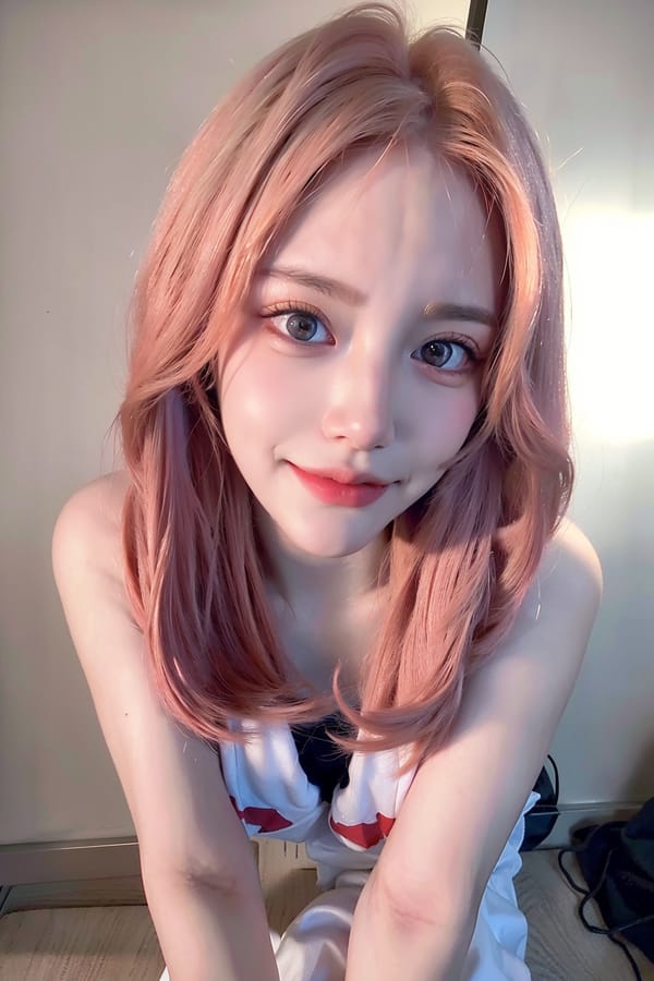 Tags: 21872187
<lora:mix4:0.40>, <lora:JapaneseDollLikeness_v15:0.57>, <lora:koreanDollLikeness:0.79>, <lora:YaeMiko_Test:0.71>, (ukrainian:1.01), (office wear:1.17), office, <lora:skirtlift-v4:0.93 <lora:Addams:0.25>, extremely detailed face, cute, (photorealistic:1.10), seductive smile, double eyelids, eyelashes, pale skin, full body portrait, textured skin, 4K, RAW, best quality, hyper realistic, tall, blush, 1girl, (dramatic:1.19)
Negative prompt: drawings, sketches, anime, black and white, fat, disfigured, (worst quality:2.18)
Steps: 48, Sampler: DPM++ 2M Karras, CFG scale: 5.78, Seed: 2514793325, Size: 512x768, Model hash: fc2511737a, Model: chilloutmix_NiPrunedFp32Fix, Seed resize from: -1x-1, Denoising strength: 0.4, Version: v1.2.1, Hires upscale: 2.0, Hires steps: 16, Hires upscaler: ESRGAN_4x