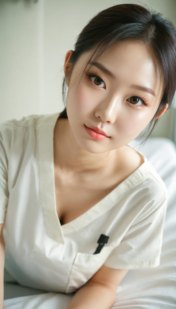 Tags: 21872187, SDXL
{"3": {"inputs": {"seed": 474821747267309, "steps": 32, "cfg": 5.87, "sampler_name": "dpmpp_2m", "scheduler": "karras", "denoise": 1.0, "model": ["27", 0], "positive": ["6", 0], "negative": ["7", 0], "latent_image": ["5", 0]}, "class_type": "KSampler"}, "4": {"inputs": {"ckpt_name": "juggernautxl.safetensors"}, "class_type": "CheckpointLoaderSimple"}, "5": {"inputs": {"width": 768, "height": 1344, "batch_size": 1}, "class_type": "EmptyLatentImage"}, "6": {"inputs": {"text": "27 year old girl, (taiwanese:1.01), (temptress:1.07), (beautiful eyes:1.12), (slim:1.08), (detailed face:1.07), (idol:1.02), (cute:0.98), (double eyelids:1.06), (sexy lips:1.05), (pale skin:1.08), (blush:0.98), (eyelashes:1.12), (seductive pose:1.03), (seductive facial expression:1.12), (on all fours:1.06), (spreading ass cheeks:1.03), (from behind:0.99), (backboob:0.95), (nurse in uniform:1.04) working in a hospital ward, (film:1.03), (RAW:1.01), (candid cinema:1.00), (textured skin:1.09), (natural looking skin:1.02), (skin fuzz:1.04), (soft lighting:1.07), (portra:1.06), (detailed skin:1.06)", "clip": ["27", 1]}, "class_type": "CLIPTextEncode"}, "7": {"inputs": {"text": "(worst quality:1.08), (open mouth:1.07), (low resolution:1.08), (watermark:1.08), (bad hands:1.12), (twisted:1.07), (distorted:1.08)", "clip": ["27", 1]}, "class_type": "CLIPTextEncode"}, "8": {"inputs": {"samples": ["3", 0], "vae": ["4", 2]}, "class_type": "VAEDecode"}, "25": {"inputs": {"lora_name": "nudify_xl.safetensors", "strength_model": 0.28, "strength_clip": 0.39, "model": ["4", 0], "clip": ["4", 1]}, "class_type": "LoraLoader"}, "26": {"inputs": {"lora_name": "shirtlift_SDXL_v2.safetensors", "strength_model": 0.0, "strength_clip": 0.02, "model": ["25", 0], "clip": ["25", 1]}, "class_type": "LoraLoader"}, "27": {"inputs": {"lora_name": "PerfectEyesXL.safetensors", "strength_model": 0.03, "strength_clip": 0.08, "model": ["26", 0], "clip": ["26", 1]}, "class_type": "LoraLoader"}, "30": {"inputs": {"model_name": "4x_NMKD-Superscale-SP_178000_G.pth"}, "class_type": "UpscaleModelLoader"}, "31": {"inputs": {"upscale_model": ["30", 0], "image": ["8", 0]}, "class_type": "ImageUpscaleWithModel"}, "32": {"inputs": {"upscale_method": "lanczos", "scale_by": 0.5, "image": ["31", 0]}, "class_type": "ImageScaleBy"}, "33": {"inputs": {"pixels": ["32", 0], "vae": ["4", 2]}, "class_type": "VAEEncode"}, "34": {"inputs": {"seed": 474821747267309, "steps": 32, "cfg": 5.87, "sampler_name": "dpmpp_2m", "scheduler": "karras", "denoise": 0.3, "model": ["27", 0], "positive": ["6", 0], "negative": ["7", 0], "latent_image": ["33", 0]}, "class_type": "KSampler"}, "36": {"inputs": {"samples": ["34", 0], "vae": ["4", 2]}, "class_type": "VAEDecode"}, "39": {"inputs": {"filename_prefix": "comfyapi-1714925875029", "images": ["36", 0]}, "class_type": "SaveImage"}}