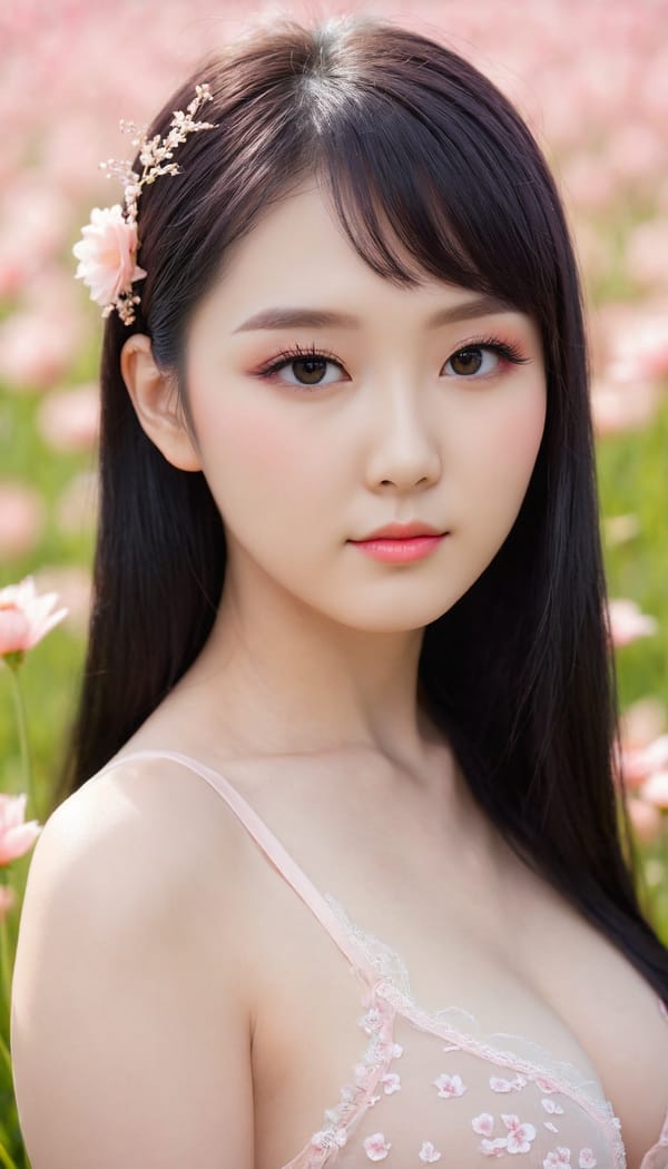 Tags: 21872187, SDXL
{"3": {"inputs": {"seed": 188911003042975, "steps": 32, "cfg": 6.56, "sampler_name": "dpmpp_2m", "scheduler": "karras", "denoise": 1.0, "model": ["27", 0], "positive": ["6", 0], "negative": ["7", 0], "latent_image": ["5", 0]}, "class_type": "KSampler"}, "4": {"inputs": {"ckpt_name": "juggernautXL_v8Rundiffusion.safetensors"}, "class_type": "CheckpointLoaderSimple"}, "5": {"inputs": {"width": 768, "height": 1344, "batch_size": 1}, "class_type": "EmptyLatentImage"}, "6": {"inputs": {"text": "23 year old girl, (ukrainian:1.09), (japanese:1.09), (chinese:1.05), (seductive pose:1.11), (blush:1.07), (eyelashes:1.11), (double eyelids:0.99), (idol:1.03), (detailed face:1.08), (cute:1.02), (pale skin:1.05), (temptress:1.13), (slim:1.14), (sexy lips:1.10), (beautiful eyes:1.01), (in a seductive pose:1.06), (large perky breasts:1.08), (cleavage:0.98), (thigh gap:0.97), wearing (translucent clothes:1.14) on a flower field, (textured skin:1.01), (RAW:1.08), (soft lighting:1.04), (skin fuzz:1.03), (detailed skin:1.06), (natural looking skin:1.03), (portra:1.02), (film:1.09), (candid cinema:1.07)", "clip": ["27", 1]}, "class_type": "CLIPTextEncode"}, "7": {"inputs": {"text": "(watermark:1.14), (twisted:1.14), (bad hands:1.09), (worst quality:1.13), (distorted:1.08), (open mouth:1.06), (low resolution:1.06)", "clip": ["27", 1]}, "class_type": "CLIPTextEncode"}, "8": {"inputs": {"samples": ["3", 0], "vae": ["4", 2]}, "class_type": "VAEDecode"}, "25": {"inputs": {"lora_name": "nudify_xl.safetensors", "strength_model": 0.0, "strength_clip": 0.13, "model": ["4", 0], "clip": ["4", 1]}, "class_type": "LoraLoader"}, "26": {"inputs": {"lora_name": "shirtlift_SDXL_v2.safetensors", "strength_model": 0.15, "strength_clip": 0.18, "model": ["25", 0], "clip": ["25", 1]}, "class_type": "LoraLoader"}, "27": {"inputs": {"lora_name": "PerfectEyesXL.safetensors", "strength_model": 0.0, "strength_clip": 0.17, "model": ["26", 0], "clip": ["26", 1]}, "class_type": "LoraLoader"}, "30": {"inputs": {"model_name": "4x_NMKD-Superscale-SP_178000_G.pth"}, "class_type": "UpscaleModelLoader"}, "31": {"inputs": {"upscale_model": ["30", 0], "image": ["8", 0]}, "class_type": "ImageUpscaleWithModel"}, "32": {"inputs": {"upscale_method": "lanczos", "scale_by": 0.5, "image": ["31", 0]}, "class_type": "ImageScaleBy"}, "33": {"inputs": {"pixels": ["32", 0], "vae": ["4", 2]}, "class_type": "VAEEncode"}, "34": {"inputs": {"seed": 188911003042975, "steps": 32, "cfg": 6.56, "sampler_name": "dpmpp_2m", "scheduler": "karras", "denoise": 0.3, "model": ["27", 0], "positive": ["6", 0], "negative": ["7", 0], "latent_image": ["33", 0]}, "class_type": "KSampler"}, "36": {"inputs": {"samples": ["34", 0], "vae": ["4", 2]}, "class_type": "VAEDecode"}, "39": {"inputs": {"filename_prefix": "comfyapi-1707869612757", "images": ["36", 0]}, "class_type": "SaveImage"}}