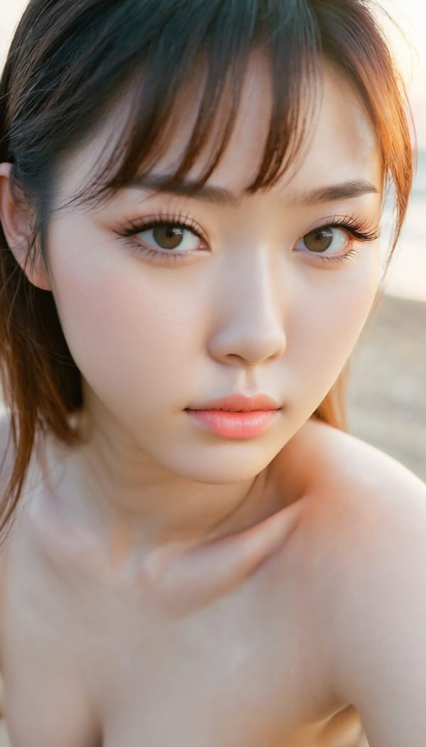 Tags: 21872187, SDXL
{"3": {"inputs": {"seed": 311885779392200, "steps": 64, "cfg": 7.3, "sampler_name": "dpmpp_2m", "scheduler": "karras", "denoise": 1.0, "model": ["27", 0], "positive": ["6", 0], "negative": ["7", 0], "latent_image": ["5", 0]}, "class_type": "KSampler"}, "4": {"inputs": {"ckpt_name": "juggernautxl.safetensors"}, "class_type": "CheckpointLoaderSimple"}, "5": {"inputs": {"width": 768, "height": 1344, "batch_size": 1}, "class_type": "EmptyLatentImage"}, "6": {"inputs": {"text": "20 year old girl, (japanese:1.10), (ukrainian:1.14), (idol:1.10), (double eyelids:1.05), (sexy lips:0.97), (pale skin:1.06), (cute:1.14), (blush:1.10), (seductive facial expression:1.08), (detailed face:1.02), (seductive pose:0.99), (beautiful eyes:1.11), (slim:1.03), (eyelashes:1.13), (on all fours:1.06), (spreading ass cheeks:1.10), (from behind:1.01), (backboob:0.95), strolling (nude:1.05) at a beach, (portra:1.07), (RAW:1.04), (textured skin:1.00), (natural looking skin:1.01), (candid cinema:1.08), (detailed skin:1.08), (skin fuzz:1.04), (film:1.05), (soft lighting:1.03)", "clip": ["27", 1]}, "class_type": "CLIPTextEncode"}, "7": {"inputs": {"text": "(worst quality:1.06), (twisted:1.07), (open mouth:1.11), (low resolution:1.09), (bad hands:1.13), (distorted:1.12), (watermark:1.07)", "clip": ["27", 1]}, "class_type": "CLIPTextEncode"}, "8": {"inputs": {"samples": ["3", 0], "vae": ["4", 2]}, "class_type": "VAEDecode"}, "25": {"inputs": {"lora_name": "nudify_xl.safetensors", "strength_model": 0.07, "strength_clip": 0.27, "model": ["4", 0], "clip": ["4", 1]}, "class_type": "LoraLoader"}, "26": {"inputs": {"lora_name": "shirtlift_SDXL_v2.safetensors", "strength_model": 0.0, "strength_clip": 0.09, "model": ["25", 0], "clip": ["25", 1]}, "class_type": "LoraLoader"}, "27": {"inputs": {"lora_name": "PerfectEyesXL.safetensors", "strength_model": 0.12, "strength_clip": 0.11, "model": ["26", 0], "clip": ["26", 1]}, "class_type": "LoraLoader"}, "30": {"inputs": {"model_name": "4x_NMKD-Superscale-SP_178000_G.pth"}, "class_type": "UpscaleModelLoader"}, "31": {"inputs": {"upscale_model": ["30", 0], "image": ["8", 0]}, "class_type": "ImageUpscaleWithModel"}, "32": {"inputs": {"upscale_method": "lanczos", "scale_by": 0.5, "image": ["31", 0]}, "class_type": "ImageScaleBy"}, "33": {"inputs": {"pixels": ["32", 0], "vae": ["4", 2]}, "class_type": "VAEEncode"}, "34": {"inputs": {"seed": 311885779392200, "steps": 64, "cfg": 7.3, "sampler_name": "dpmpp_2m", "scheduler": "karras", "denoise": 0.3, "model": ["27", 0], "positive": ["6", 0], "negative": ["7", 0], "latent_image": ["33", 0]}, "class_type": "KSampler"}, "36": {"inputs": {"samples": ["34", 0], "vae": ["4", 2]}, "class_type": "VAEDecode"}, "39": {"inputs": {"filename_prefix": "comfyapi-1732317012580", "images": ["36", 0]}, "class_type": "SaveImage"}}