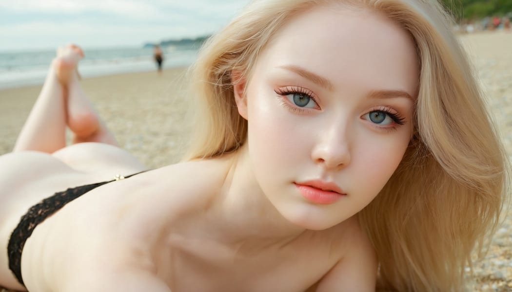 Tags: 21872187, SDXL
{"3": {"inputs": {"seed": 508447425869056, "steps": 64, "cfg": 5.92, "sampler_name": "dpmpp_2m", "scheduler": "karras", "denoise": 1.0, "model": ["27", 0], "positive": ["6", 0], "negative": ["7", 0], "latent_image": ["5", 0]}, "class_type": "KSampler"}, "4": {"inputs": {"ckpt_name": "juggernautxl.safetensors"}, "class_type": "CheckpointLoaderSimple"}, "5": {"inputs": {"width": 1344, "height": 768, "batch_size": 1}, "class_type": "EmptyLatentImage"}, "6": {"inputs": {"text": "19 year old girl, (russian:1.00), (seductive pose:1.07), (pale skin:1.04), (eyelashes:0.98), (blush:1.07), (seductive facial expression:0.97), (beautiful eyes:1.06), (cute:1.06), (sexy lips:1.10), (temptress:1.01), (slim:1.04), (idol:0.99), (detailed face:1.04), (double eyelids:1.12), (in a seductive pose:1.09), (large perky breasts:1.07), (cleavage:1.04), (thigh gap:0.95), strolling (nude:0.98) at a beach, (portra:1.09), (natural looking skin:1.02), (RAW:1.09), (skin fuzz:1.05), (candid cinema:1.06), (detailed skin:1.01), (soft lighting:1.00), (film:1.02), (textured skin:1.00)", "clip": ["27", 1]}, "class_type": "CLIPTextEncode"}, "7": {"inputs": {"text": "(watermark:1.08), (twisted:1.05), (worst quality:1.09), (low resolution:1.08), (bad hands:1.09), (open mouth:1.08), (distorted:1.08)", "clip": ["27", 1]}, "class_type": "CLIPTextEncode"}, "8": {"inputs": {"samples": ["3", 0], "vae": ["4", 2]}, "class_type": "VAEDecode"}, "25": {"inputs": {"lora_name": "nudify_xl.safetensors", "strength_model": 0.3, "strength_clip": 0.1, "model": ["4", 0], "clip": ["4", 1]}, "class_type": "LoraLoader"}, "26": {"inputs": {"lora_name": "shirtlift_SDXL_v2.safetensors", "strength_model": 0.12, "strength_clip": 0.12, "model": ["25", 0], "clip": ["25", 1]}, "class_type": "LoraLoader"}, "27": {"inputs": {"lora_name": "PerfectEyesXL.safetensors", "strength_model": 0.16, "strength_clip": 0.0, "model": ["26", 0], "clip": ["26", 1]}, "class_type": "LoraLoader"}, "30": {"inputs": {"model_name": "4x_NMKD-Superscale-SP_178000_G.pth"}, "class_type": "UpscaleModelLoader"}, "31": {"inputs": {"upscale_model": ["30", 0], "image": ["8", 0]}, "class_type": "ImageUpscaleWithModel"}, "32": {"inputs": {"upscale_method": "lanczos", "scale_by": 0.5, "image": ["31", 0]}, "class_type": "ImageScaleBy"}, "33": {"inputs": {"pixels": ["32", 0], "vae": ["4", 2]}, "class_type": "VAEEncode"}, "34": {"inputs": {"seed": 508447425869056, "steps": 64, "cfg": 5.92, "sampler_name": "dpmpp_2m", "scheduler": "karras", "denoise": 0.3, "model": ["27", 0], "positive": ["6", 0], "negative": ["7", 0], "latent_image": ["33", 0]}, "class_type": "KSampler"}, "36": {"inputs": {"samples": ["34", 0], "vae": ["4", 2]}, "class_type": "VAEDecode"}, "39": {"inputs": {"filename_prefix": "comfyapi-1733685004795", "images": ["36", 0]}, "class_type": "SaveImage"}}