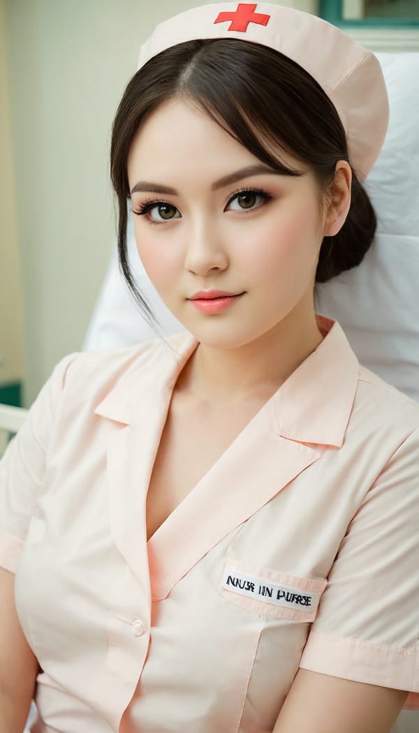 Tags: 21872187, SDXL
{"3": {"inputs": {"seed": 676822686794674, "steps": 32, "cfg": 5.58, "sampler_name": "dpmpp_2m", "scheduler": "karras", "denoise": 1.0, "model": ["27", 0], "positive": ["6", 0], "negative": ["7", 0], "latent_image": ["5", 0]}, "class_type": "KSampler"}, "4": {"inputs": {"ckpt_name": "juggernautXL_v8Rundiffusion.safetensors"}, "class_type": "CheckpointLoaderSimple"}, "5": {"inputs": {"width": 768, "height": 1344, "batch_size": 1}, "class_type": "EmptyLatentImage"}, "6": {"inputs": {"text": "26 year old girl, (beautiful eyes:0.96), (seductive pose:1.02), (sexy lips:1.01), (cute:1.12), (detailed face:0.99), (temptress:0.97), (pale skin:0.97), (eyelashes:0.96), (idol:1.14), (slim:0.98), (double eyelids:0.96), (blush:1.06), (seductive facial expression:0.98), (in a seductive pose:1.14), (large perky breasts:1.02), (cleavage:1.02), (thigh gap:0.95), (nurse in uniform:1.13) working in a hospital ward, (textured skin:1.00), (natural looking skin:1.07), (RAW:1.05), (detailed skin:1.06), (skin fuzz:1.07), (soft lighting:1.06), (portra:1.07), (candid cinema:1.00), (film:1.00)", "clip": ["27", 1]}, "class_type": "CLIPTextEncode"}, "7": {"inputs": {"text": "(watermark:1.06), (worst quality:1.12), (twisted:1.13), (distorted:1.12), (open mouth:1.10), (bad hands:1.05), (low resolution:1.05)", "clip": ["27", 1]}, "class_type": "CLIPTextEncode"}, "8": {"inputs": {"samples": ["3", 0], "vae": ["4", 2]}, "class_type": "VAEDecode"}, "25": {"inputs": {"lora_name": "nudify_xl.safetensors", "strength_model": 0.2, "strength_clip": 0.01, "model": ["4", 0], "clip": ["4", 1]}, "class_type": "LoraLoader"}, "26": {"inputs": {"lora_name": "shirtlift_SDXL_v2.safetensors", "strength_model": 0.17, "strength_clip": 0.07, "model": ["25", 0], "clip": ["25", 1]}, "class_type": "LoraLoader"}, "27": {"inputs": {"lora_name": "PerfectEyesXL.safetensors", "strength_model": 0.09, "strength_clip": 0.13, "model": ["26", 0], "clip": ["26", 1]}, "class_type": "LoraLoader"}, "30": {"inputs": {"model_name": "4x_NMKD-Superscale-SP_178000_G.pth"}, "class_type": "UpscaleModelLoader"}, "31": {"inputs": {"upscale_model": ["30", 0], "image": ["8", 0]}, "class_type": "ImageUpscaleWithModel"}, "32": {"inputs": {"upscale_method": "lanczos", "scale_by": 0.5, "image": ["31", 0]}, "class_type": "ImageScaleBy"}, "33": {"inputs": {"pixels": ["32", 0], "vae": ["4", 2]}, "class_type": "VAEEncode"}, "34": {"inputs": {"seed": 676822686794674, "steps": 32, "cfg": 5.58, "sampler_name": "dpmpp_2m", "scheduler": "karras", "denoise": 0.3, "model": ["27", 0], "positive": ["6", 0], "negative": ["7", 0], "latent_image": ["33", 0]}, "class_type": "KSampler"}, "36": {"inputs": {"samples": ["34", 0], "vae": ["4", 2]}, "class_type": "VAEDecode"}, "39": {"inputs": {"filename_prefix": "comfyapi-1707825838429", "images": ["36", 0]}, "class_type": "SaveImage"}}