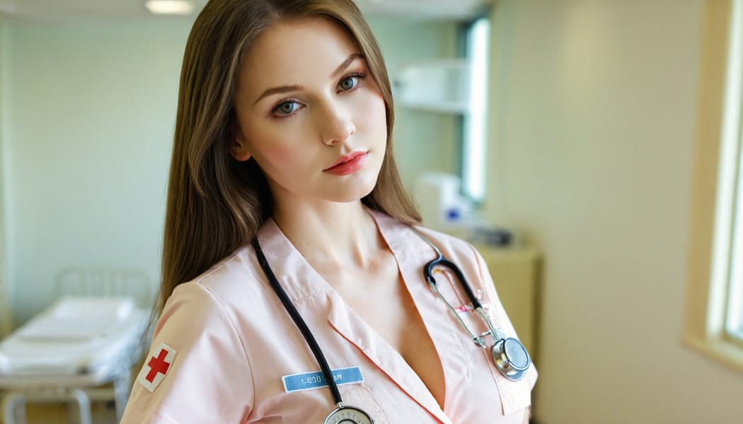 Tags: 21872187, SDXL
{"3": {"inputs": {"seed": 663332763140839, "steps": 32, "cfg": 7.09, "sampler_name": "dpmpp_2m", "scheduler": "karras", "denoise": 1.0, "model": ["27", 0], "positive": ["6", 0], "negative": ["7", 0], "latent_image": ["5", 0]}, "class_type": "KSampler"}, "4": {"inputs": {"ckpt_name": "leosamsHelloworldSDXL_helloworldSDXL32DPO.safetensors"}, "class_type": "CheckpointLoaderSimple"}, "5": {"inputs": {"width": 1344, "height": 768, "batch_size": 1}, "class_type": "EmptyLatentImage"}, "6": {"inputs": {"text": "26 year old girl, (sexy lips:1.05), (seductive facial expression:0.99), (beautiful eyes:1.10), (eyelashes:1.09), (slim:0.97), (blush:0.95), (seductive pose:1.07), (temptress:1.10), (cute:1.03), (pale skin:0.97), (detailed face:1.02), (in a seductive pose:0.98), (large perky breasts:0.99), (cleavage:1.03), (thigh gap:0.98), (nurse in uniform:1.14) working in a hospital ward, (natural looking skin:1.06), (soft lighting:1.06), (film:1.03), (candid cinema:1.03), (detailed skin:1.02), (RAW:1.05), (portra:1.09), (skin fuzz:1.02)", "clip": ["27", 1]}, "class_type": "CLIPTextEncode"}, "7": {"inputs": {"text": "(bad hands:1.06), (worst quality:1.12), (open mouth:1.08), (distorted:1.13), (twisted:1.14), (watermark:1.13), (low resolution:1.05)", "clip": ["27", 1]}, "class_type": "CLIPTextEncode"}, "8": {"inputs": {"samples": ["3", 0], "vae": ["4", 2]}, "class_type": "VAEDecode"}, "25": {"inputs": {"lora_name": "nudify_xl.safetensors", "strength_model": 0.04, "strength_clip": 0.32, "model": ["4", 0], "clip": ["4", 1]}, "class_type": "LoraLoader"}, "26": {"inputs": {"lora_name": "shirtlift_SDXL_v2.safetensors", "strength_model": 0.06, "strength_clip": 0.1, "model": ["25", 0], "clip": ["25", 1]}, "class_type": "LoraLoader"}, "27": {"inputs": {"lora_name": "PerfectEyesXL.safetensors", "strength_model": 0.11, "strength_clip": 0.12, "model": ["26", 0], "clip": ["26", 1]}, "class_type": "LoraLoader"}, "30": {"inputs": {"model_name": "4x_NMKD-Superscale-SP_178000_G.pth"}, "class_type": "UpscaleModelLoader"}, "31": {"inputs": {"upscale_model": ["30", 0], "image": ["8", 0]}, "class_type": "ImageUpscaleWithModel"}, "32": {"inputs": {"upscale_method": "lanczos", "scale_by": 0.5, "image": ["31", 0]}, "class_type": "ImageScaleBy"}, "33": {"inputs": {"pixels": ["32", 0], "vae": ["4", 2]}, "class_type": "VAEEncode"}, "34": {"inputs": {"seed": 663332763140839, "steps": 32, "cfg": 7.09, "sampler_name": "dpmpp_2m", "scheduler": "karras", "denoise": 0.3, "model": ["27", 0], "positive": ["6", 0], "negative": ["7", 0], "latent_image": ["33", 0]}, "class_type": "KSampler"}, "36": {"inputs": {"samples": ["34", 0], "vae": ["4", 2]}, "class_type": "VAEDecode"}, "39": {"inputs": {"filename_prefix": "comfyapi-1708184377039", "images": ["36", 0]}, "class_type": "SaveImage"}}