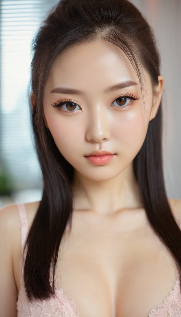 Tags: 21872187, SDXL
{"3": {"inputs": {"seed": 231930823156912, "steps": 32, "cfg": 6.42, "sampler_name": "dpmpp_2m", "scheduler": "karras", "denoise": 1.0, "model": ["27", 0], "positive": ["6", 0], "negative": ["7", 0], "latent_image": ["5", 0]}, "class_type": "KSampler"}, "4": {"inputs": {"ckpt_name": "juggernautxl.safetensors"}, "class_type": "CheckpointLoaderSimple"}, "5": {"inputs": {"width": 768, "height": 1344, "batch_size": 1}, "class_type": "EmptyLatentImage"}, "6": {"inputs": {"text": "23 year old girl, (russian:1.09), (chinese:1.09), (eyelashes:1.00), (sexy lips:1.06), (seductive pose:1.13), (temptress:1.09), (blush:1.06), (double eyelids:0.96), (pale skin:1.02), (slim:1.08), (detailed face:1.09), (beautiful eyes:1.10), (cute:1.14), (seductive facial expression:1.05), (idol:0.99), (in a seductive pose:1.06), (large perky breasts:1.09), (cleavage:1.01), (thigh gap:1.03), (an office lady:1.11), (film:1.08), (textured skin:1.00), (soft lighting:1.09), (portra:1.07), (natural looking skin:1.02), (candid cinema:1.08), (skin fuzz:1.03), (detailed skin:1.06), (RAW:1.01)", "clip": ["27", 1]}, "class_type": "CLIPTextEncode"}, "7": {"inputs": {"text": "(twisted:1.14), (watermark:1.06), (bad hands:1.06), (open mouth:1.05), (worst quality:1.14), (distorted:1.09), (low resolution:1.09)", "clip": ["27", 1]}, "class_type": "CLIPTextEncode"}, "8": {"inputs": {"samples": ["3", 0], "vae": ["4", 2]}, "class_type": "VAEDecode"}, "25": {"inputs": {"lora_name": "nudify_xl.safetensors", "strength_model": 0.07, "strength_clip": 0.13, "model": ["4", 0], "clip": ["4", 1]}, "class_type": "LoraLoader"}, "26": {"inputs": {"lora_name": "shirtlift_SDXL_v2.safetensors", "strength_model": 0.05, "strength_clip": 0.12, "model": ["25", 0], "clip": ["25", 1]}, "class_type": "LoraLoader"}, "27": {"inputs": {"lora_name": "PerfectEyesXL.safetensors", "strength_model": 0.02, "strength_clip": 0.07, "model": ["26", 0], "clip": ["26", 1]}, "class_type": "LoraLoader"}, "30": {"inputs": {"model_name": "4x_NMKD-Superscale-SP_178000_G.pth"}, "class_type": "UpscaleModelLoader"}, "31": {"inputs": {"upscale_model": ["30", 0], "image": ["8", 0]}, "class_type": "ImageUpscaleWithModel"}, "32": {"inputs": {"upscale_method": "lanczos", "scale_by": 0.5, "image": ["31", 0]}, "class_type": "ImageScaleBy"}, "33": {"inputs": {"pixels": ["32", 0], "vae": ["4", 2]}, "class_type": "VAEEncode"}, "34": {"inputs": {"seed": 231930823156912, "steps": 32, "cfg": 6.42, "sampler_name": "dpmpp_2m", "scheduler": "karras", "denoise": 0.3, "model": ["27", 0], "positive": ["6", 0], "negative": ["7", 0], "latent_image": ["33", 0]}, "class_type": "KSampler"}, "36": {"inputs": {"samples": ["34", 0], "vae": ["4", 2]}, "class_type": "VAEDecode"}, "39": {"inputs": {"filename_prefix": "comfyapi-1713741694225", "images": ["36", 0]}, "class_type": "SaveImage"}}