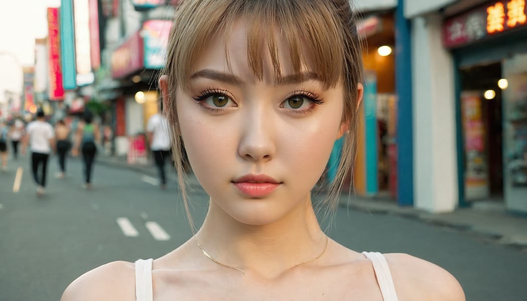 Tags: 21872187, SDXL
{"3": {"inputs": {"seed": 693110986993208, "steps": 32, "cfg": 7.91, "sampler_name": "dpmpp_2m", "scheduler": "karras", "denoise": 1.0, "model": ["27", 0], "positive": ["6", 0], "negative": ["7", 0], "latent_image": ["5", 0]}, "class_type": "KSampler"}, "4": {"inputs": {"ckpt_name": "juggernautxl.safetensors"}, "class_type": "CheckpointLoaderSimple"}, "5": {"inputs": {"width": 1344, "height": 768, "batch_size": 1}, "class_type": "EmptyLatentImage"}, "6": {"inputs": {"text": "21 year old girl, (irish:1.01), (russian:1.13), (japanese:1.09), (ukrainian:0.95), (cute:1.01), (temptress:1.01), (detailed face:1.09), (beautiful eyes:1.12), (seductive pose:1.13), (idol:1.10), (eyelashes:1.08), (blush:1.08), (sexy lips:1.11), (double eyelids:1.00), (seductive facial expression:1.02), (slim:1.14), (pale skin:1.01), (perky ass:1.08), (exposed ass:1.08), (looking back:1.05), (sexy ass:1.06), (thigh gap:1.12), (white tanktop:0.98), busy street, (film:1.02), (candid cinema:1.07), (portra:1.07), (RAW:1.01), (skin fuzz:1.01), (natural looking skin:1.02), (textured skin:1.07), (soft lighting:1.07), (detailed skin:1.08)", "clip": ["27", 1]}, "class_type": "CLIPTextEncode"}, "7": {"inputs": {"text": "(low resolution:1.08), (worst quality:1.11), (distorted:1.05), (watermark:1.13), (bad hands:1.11), (twisted:1.11), (open mouth:1.09)", "clip": ["27", 1]}, "class_type": "CLIPTextEncode"}, "8": {"inputs": {"samples": ["3", 0], "vae": ["4", 2]}, "class_type": "VAEDecode"}, "25": {"inputs": {"lora_name": "nudify_xl.safetensors", "strength_model": 0.11, "strength_clip": 0.34, "model": ["4", 0], "clip": ["4", 1]}, "class_type": "LoraLoader"}, "26": {"inputs": {"lora_name": "shirtlift_SDXL_v2.safetensors", "strength_model": 0.09, "strength_clip": 0.01, "model": ["25", 0], "clip": ["25", 1]}, "class_type": "LoraLoader"}, "27": {"inputs": {"lora_name": "PerfectEyesXL.safetensors", "strength_model": 0.16, "strength_clip": 0.13, "model": ["26", 0], "clip": ["26", 1]}, "class_type": "LoraLoader"}, "30": {"inputs": {"model_name": "4x_NMKD-Superscale-SP_178000_G.pth"}, "class_type": "UpscaleModelLoader"}, "31": {"inputs": {"upscale_model": ["30", 0], "image": ["8", 0]}, "class_type": "ImageUpscaleWithModel"}, "32": {"inputs": {"upscale_method": "lanczos", "scale_by": 0.5, "image": ["31", 0]}, "class_type": "ImageScaleBy"}, "33": {"inputs": {"pixels": ["32", 0], "vae": ["4", 2]}, "class_type": "VAEEncode"}, "34": {"inputs": {"seed": 693110986993208, "steps": 32, "cfg": 7.91, "sampler_name": "dpmpp_2m", "scheduler": "karras", "denoise": 0.3, "model": ["27", 0], "positive": ["6", 0], "negative": ["7", 0], "latent_image": ["33", 0]}, "class_type": "KSampler"}, "36": {"inputs": {"samples": ["34", 0], "vae": ["4", 2]}, "class_type": "VAEDecode"}, "39": {"inputs": {"filename_prefix": "comfyapi-1726434543927", "images": ["36", 0]}, "class_type": "SaveImage"}}