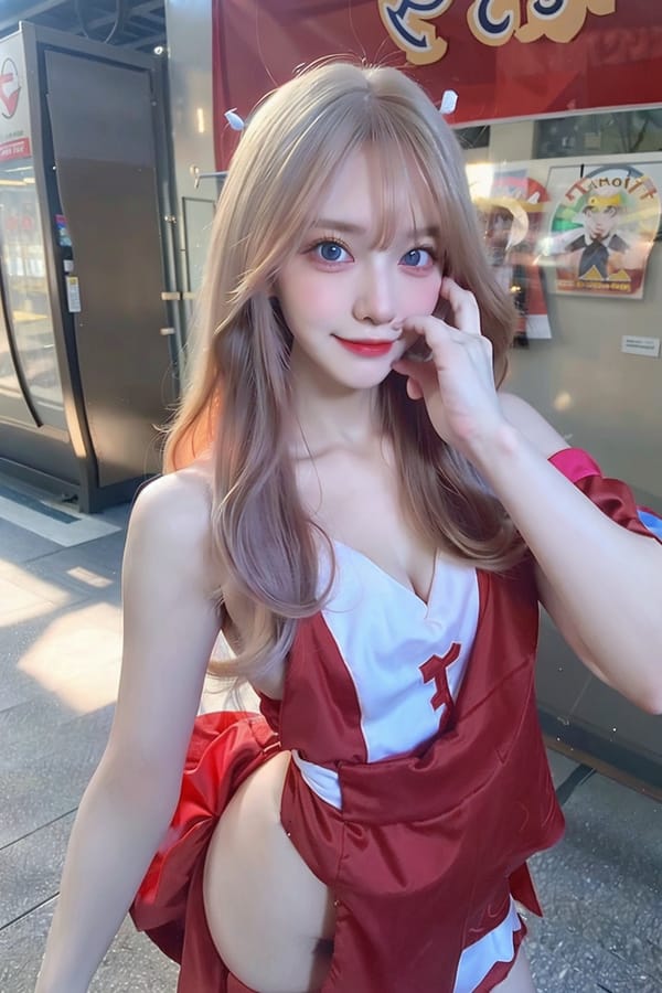 Tags: 21872187
<lora:mix4:0.56>, (russian:1.05), (ukrainian:0.95), (cosplay:1.09), cosplay exhibition, comiket, posing for camera, <lora:skirtlift-v4:0.95 <lora:Addams:0.25>, extremely detailed eyes, extremely detailed face, cute, (photorealistic:1.10), sexy lips, seductive smile, eyelashes, pale skin, perky breasts, full body portrait, textured skin, best quality, hyper realistic, tall
Negative prompt: black and white, fat, disfigured, (worst quality:2.16)
Steps: 32, Sampler: DPM++ 2M Karras, CFG scale: 5.03, Seed: 3608166208, Size: 512x768, Model hash: fc2511737a, Model: chilloutmix_NiPrunedFp32Fix, Seed resize from: -1x-1, Denoising strength: 0.4, Version: v1.2.1, Hires upscale: 2.0, Hires steps: 16, Hires upscaler: ESRGAN_4x