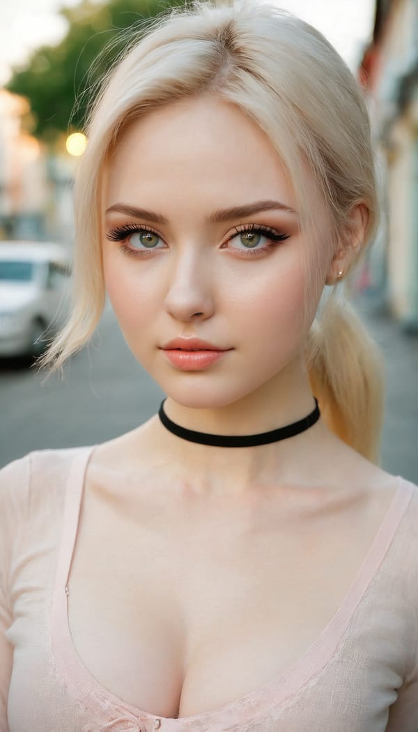 Tags: 21872187, SDXL
{"3": {"inputs": {"seed": 171487818720959, "steps": 64, "cfg": 5.43, "sampler_name": "dpmpp_2m", "scheduler": "karras", "denoise": 1.0, "model": ["27", 0], "positive": ["6", 0], "negative": ["7", 0], "latent_image": ["5", 0]}, "class_type": "KSampler"}, "4": {"inputs": {"ckpt_name": "juggernautxl.safetensors"}, "class_type": "CheckpointLoaderSimple"}, "5": {"inputs": {"width": 768, "height": 1344, "batch_size": 1}, "class_type": "EmptyLatentImage"}, "6": {"inputs": {"text": "27 year old girl, (russian:1.11), (ukrainian:1.12), (temptress:1.09), (seductive facial expression:1.09), (beautiful eyes:1.13), (pale skin:0.99), (detailed face:1.12), (idol:1.12), (cute:1.12), (double eyelids:1.11), (blush:1.04), (slim:1.04), (seductive pose:1.06), (sexy lips:0.99), (eyelashes:1.00), (in a seductive pose:1.11), (large perky breasts:1.03), (cleavage:1.08), (thigh gap:1.03), (school uniform:0.97), choker, busy street, (textured skin:1.09), (RAW:1.05), (portra:1.03), (candid cinema:1.08), (skin fuzz:1.08), (soft lighting:1.02), (natural looking skin:1.01), (film:1.05), (detailed skin:1.09)", "clip": ["27", 1]}, "class_type": "CLIPTextEncode"}, "7": {"inputs": {"text": "(low resolution:1.05), (worst quality:1.14), (twisted:1.09), (open mouth:1.14), (distorted:1.09), (watermark:1.12), (bad hands:1.09)", "clip": ["27", 1]}, "class_type": "CLIPTextEncode"}, "8": {"inputs": {"samples": ["3", 0], "vae": ["4", 2]}, "class_type": "VAEDecode"}, "25": {"inputs": {"lora_name": "nudify_xl.safetensors", "strength_model": 0.06, "strength_clip": 0.27, "model": ["4", 0], "clip": ["4", 1]}, "class_type": "LoraLoader"}, "26": {"inputs": {"lora_name": "shirtlift_SDXL_v2.safetensors", "strength_model": 0.05, "strength_clip": 0.06, "model": ["25", 0], "clip": ["25", 1]}, "class_type": "LoraLoader"}, "27": {"inputs": {"lora_name": "PerfectEyesXL.safetensors", "strength_model": 0.16, "strength_clip": 0.18, "model": ["26", 0], "clip": ["26", 1]}, "class_type": "LoraLoader"}, "30": {"inputs": {"model_name": "4x_NMKD-Superscale-SP_178000_G.pth"}, "class_type": "UpscaleModelLoader"}, "31": {"inputs": {"upscale_model": ["30", 0], "image": ["8", 0]}, "class_type": "ImageUpscaleWithModel"}, "32": {"inputs": {"upscale_method": "lanczos", "scale_by": 0.5, "image": ["31", 0]}, "class_type": "ImageScaleBy"}, "33": {"inputs": {"pixels": ["32", 0], "vae": ["4", 2]}, "class_type": "VAEEncode"}, "34": {"inputs": {"seed": 171487818720959, "steps": 64, "cfg": 5.43, "sampler_name": "dpmpp_2m", "scheduler": "karras", "denoise": 0.3, "model": ["27", 0], "positive": ["6", 0], "negative": ["7", 0], "latent_image": ["33", 0]}, "class_type": "KSampler"}, "36": {"inputs": {"samples": ["34", 0], "vae": ["4", 2]}, "class_type": "VAEDecode"}, "39": {"inputs": {"filename_prefix": "comfyapi-1734823067223", "images": ["36", 0]}, "class_type": "SaveImage"}}