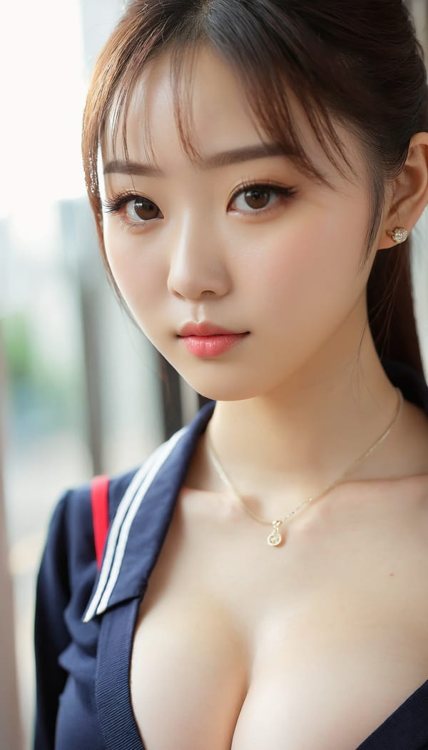 Tags: 21872187, SDXL
{"3": {"inputs": {"seed": 169032812538309, "steps": 64, "cfg": 7.1, "sampler_name": "dpmpp_2m", "scheduler": "karras", "denoise": 1.0, "model": ["27", 0], "positive": ["6", 0], "negative": ["7", 0], "latent_image": ["5", 0]}, "class_type": "KSampler"}, "4": {"inputs": {"ckpt_name": "juggernautxl.safetensors"}, "class_type": "CheckpointLoaderSimple"}, "5": {"inputs": {"width": 768, "height": 1344, "batch_size": 1}, "class_type": "EmptyLatentImage"}, "6": {"inputs": {"text": "26 year old girl, (chinese:1.07), (seductive pose:1.08), (pale skin:1.03), (eyelashes:0.99), (slim:1.11), (temptress:1.07), (cute:1.05), (seductive facial expression:0.97), (blush:1.00), (idol:1.09), (beautiful eyes:1.11), (double eyelids:1.13), (sexy lips:1.02), (detailed face:1.08), (in a seductive pose:1.11), (large perky breasts:1.05), (cleavage:1.12), (thigh gap:1.04), (school uniform:1.01), choker, busy street, (soft lighting:1.07), (film:1.07), (candid cinema:1.00), (RAW:1.07), (detailed skin:1.09), (natural looking skin:1.01), (skin fuzz:1.07), (textured skin:1.07), (portra:1.07)", "clip": ["27", 1]}, "class_type": "CLIPTextEncode"}, "7": {"inputs": {"text": "(distorted:1.13), (twisted:1.11), (worst quality:1.10), (low resolution:1.11), (open mouth:1.09), (watermark:1.10), (bad hands:1.06)", "clip": ["27", 1]}, "class_type": "CLIPTextEncode"}, "8": {"inputs": {"samples": ["3", 0], "vae": ["4", 2]}, "class_type": "VAEDecode"}, "25": {"inputs": {"lora_name": "nudify_xl.safetensors", "strength_model": 0.32, "strength_clip": 0.14, "model": ["4", 0], "clip": ["4", 1]}, "class_type": "LoraLoader"}, "26": {"inputs": {"lora_name": "shirtlift_SDXL_v2.safetensors", "strength_model": 0.04, "strength_clip": 0.05, "model": ["25", 0], "clip": ["25", 1]}, "class_type": "LoraLoader"}, "27": {"inputs": {"lora_name": "PerfectEyesXL.safetensors", "strength_model": 0.06, "strength_clip": 0.06, "model": ["26", 0], "clip": ["26", 1]}, "class_type": "LoraLoader"}, "30": {"inputs": {"model_name": "4x_NMKD-Superscale-SP_178000_G.pth"}, "class_type": "UpscaleModelLoader"}, "31": {"inputs": {"upscale_model": ["30", 0], "image": ["8", 0]}, "class_type": "ImageUpscaleWithModel"}, "32": {"inputs": {"upscale_method": "lanczos", "scale_by": 0.5, "image": ["31", 0]}, "class_type": "ImageScaleBy"}, "33": {"inputs": {"pixels": ["32", 0], "vae": ["4", 2]}, "class_type": "VAEEncode"}, "34": {"inputs": {"seed": 169032812538309, "steps": 64, "cfg": 7.1, "sampler_name": "dpmpp_2m", "scheduler": "karras", "denoise": 0.3, "model": ["27", 0], "positive": ["6", 0], "negative": ["7", 0], "latent_image": ["33", 0]}, "class_type": "KSampler"}, "36": {"inputs": {"samples": ["34", 0], "vae": ["4", 2]}, "class_type": "VAEDecode"}, "39": {"inputs": {"filename_prefix": "comfyapi-1716149084003", "images": ["36", 0]}, "class_type": "SaveImage"}}