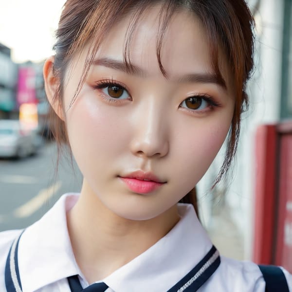 Tags: 21872187, SDXL
{"3": {"inputs": {"seed": 263801792227334, "steps": 64, "cfg": 7.9, "sampler_name": "dpmpp_2m", "scheduler": "karras", "denoise": 1.0, "model": ["27", 0], "positive": ["6", 0], "negative": ["7", 0], "latent_image": ["5", 0]}, "class_type": "KSampler"}, "4": {"inputs": {"ckpt_name": "juggernautxl.safetensors"}, "class_type": "CheckpointLoaderSimple"}, "5": {"inputs": {"width": 1024, "height": 1024, "batch_size": 1}, "class_type": "EmptyLatentImage"}, "6": {"inputs": {"text": "23 year old girl, (korean:1.06), (cute:1.13), (beautiful eyes:1.11), (temptress:1.01), (idol:1.04), (detailed face:0.96), (seductive pose:1.08), (seductive facial expression:0.99), (blush:1.09), (eyelashes:0.99), (slim:1.08), (double eyelids:1.06), (pale skin:1.12), (perky ass:1.01), (exposed ass:1.00), (looking back:0.98), (sexy ass:1.03), (thigh gap:1.14), (school uniform:1.14), choker, busy street, (soft lighting:1.01), (candid cinema:1.07), (film:1.07), (detailed skin:1.04), (skin fuzz:1.05), (textured skin:1.03), (RAW:1.02), (portra:1.05), (natural looking skin:1.09)", "clip": ["27", 1]}, "class_type": "CLIPTextEncode"}, "7": {"inputs": {"text": "(twisted:1.09), (open mouth:1.11), (distorted:1.07), (worst quality:1.12), (bad hands:1.13), (watermark:1.08), (low resolution:1.08)", "clip": ["27", 1]}, "class_type": "CLIPTextEncode"}, "8": {"inputs": {"samples": ["3", 0], "vae": ["4", 2]}, "class_type": "VAEDecode"}, "25": {"inputs": {"lora_name": "nudify_xl.safetensors", "strength_model": 0.17, "strength_clip": 0.03, "model": ["4", 0], "clip": ["4", 1]}, "class_type": "LoraLoader"}, "26": {"inputs": {"lora_name": "shirtlift_SDXL_v2.safetensors", "strength_model": 0.06, "strength_clip": 0.03, "model": ["25", 0], "clip": ["25", 1]}, "class_type": "LoraLoader"}, "27": {"inputs": {"lora_name": "PerfectEyesXL.safetensors", "strength_model": 0.07, "strength_clip": 0.13, "model": ["26", 0], "clip": ["26", 1]}, "class_type": "LoraLoader"}, "30": {"inputs": {"model_name": "4x_NMKD-Superscale-SP_178000_G.pth"}, "class_type": "UpscaleModelLoader"}, "31": {"inputs": {"upscale_model": ["30", 0], "image": ["8", 0]}, "class_type": "ImageUpscaleWithModel"}, "32": {"inputs": {"upscale_method": "lanczos", "scale_by": 0.5, "image": ["31", 0]}, "class_type": "ImageScaleBy"}, "33": {"inputs": {"pixels": ["32", 0], "vae": ["4", 2]}, "class_type": "VAEEncode"}, "34": {"inputs": {"seed": 263801792227334, "steps": 64, "cfg": 7.9, "sampler_name": "dpmpp_2m", "scheduler": "karras", "denoise": 0.3, "model": ["27", 0], "positive": ["6", 0], "negative": ["7", 0], "latent_image": ["33", 0]}, "class_type": "KSampler"}, "36": {"inputs": {"samples": ["34", 0], "vae": ["4", 2]}, "class_type": "VAEDecode"}, "39": {"inputs": {"filename_prefix": "comfyapi-1724205853179", "images": ["36", 0]}, "class_type": "SaveImage"}}