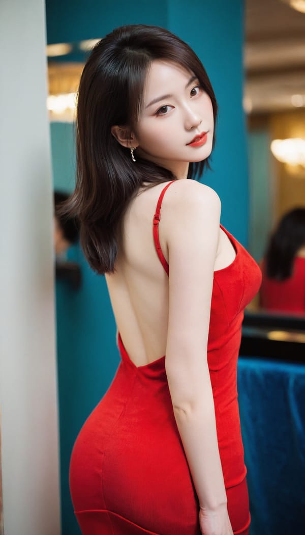 Tags: 21872187, SDXL
{"3": {"inputs": {"seed": 357299491783604, "steps": 32, "cfg": 7.76, "sampler_name": "dpmpp_2m", "scheduler": "karras", "denoise": 1.0, "model": ["27", 0], "positive": ["6", 0], "negative": ["7", 0], "latent_image": ["5", 0]}, "class_type": "KSampler"}, "4": {"inputs": {"ckpt_name": "leosamsHelloworldSDXL_helloworldSDXL32DPO.safetensors"}, "class_type": "CheckpointLoaderSimple"}, "5": {"inputs": {"width": 768, "height": 1344, "batch_size": 1}, "class_type": "EmptyLatentImage"}, "6": {"inputs": {"text": "22 year old girl, (taiwanese:1.01), (japanese:1.06), (pale skin:1.03), (slim:0.98), (sexy lips:1.06), (temptress:1.04), (blush:0.98), (seductive facial expression:0.97), (detailed face:1.08), (idol:1.01), (cute:1.05), (beautiful eyes:0.96), (double eyelids:1.13), (seductive pose:1.05), (perky ass:0.98), (exposed ass:0.96), (looking back:0.95), (sexy ass:0.99), (thigh gap:1.13), (wearing a low-cut red dress:1.14) at a ballroom, (RAW:1.00), (textured skin:1.03), (skin fuzz:1.00), (portra:1.07), (soft lighting:1.03), (candid cinema:1.09), (natural looking skin:1.04), (detailed skin:1.06), (film:1.02)", "clip": ["27", 1]}, "class_type": "CLIPTextEncode"}, "7": {"inputs": {"text": "(low resolution:1.10), (watermark:1.05), (open mouth:1.10), (distorted:1.11), (bad hands:1.09), (twisted:1.13), (worst quality:1.11)", "clip": ["27", 1]}, "class_type": "CLIPTextEncode"}, "8": {"inputs": {"samples": ["3", 0], "vae": ["4", 2]}, "class_type": "VAEDecode"}, "25": {"inputs": {"lora_name": "nudify_xl.safetensors", "strength_model": 0.14, "strength_clip": 0.12, "model": ["4", 0], "clip": ["4", 1]}, "class_type": "LoraLoader"}, "26": {"inputs": {"lora_name": "shirtlift_SDXL_v2.safetensors", "strength_model": 0.14, "strength_clip": 0.02, "model": ["25", 0], "clip": ["25", 1]}, "class_type": "LoraLoader"}, "27": {"inputs": {"lora_name": "PerfectEyesXL.safetensors", "strength_model": 0.01, "strength_clip": 0.08, "model": ["26", 0], "clip": ["26", 1]}, "class_type": "LoraLoader"}, "30": {"inputs": {"model_name": "4x_NMKD-Superscale-SP_178000_G.pth"}, "class_type": "UpscaleModelLoader"}, "31": {"inputs": {"upscale_model": ["30", 0], "image": ["8", 0]}, "class_type": "ImageUpscaleWithModel"}, "32": {"inputs": {"upscale_method": "lanczos", "scale_by": 0.5, "image": ["31", 0]}, "class_type": "ImageScaleBy"}, "33": {"inputs": {"pixels": ["32", 0], "vae": ["4", 2]}, "class_type": "VAEEncode"}, "34": {"inputs": {"seed": 357299491783604, "steps": 32, "cfg": 7.76, "sampler_name": "dpmpp_2m", "scheduler": "karras", "denoise": 0.3, "model": ["27", 0], "positive": ["6", 0], "negative": ["7", 0], "latent_image": ["33", 0]}, "class_type": "KSampler"}, "36": {"inputs": {"samples": ["34", 0], "vae": ["4", 2]}, "class_type": "VAEDecode"}, "39": {"inputs": {"filename_prefix": "comfyapi-1707443472640", "images": ["36", 0]}, "class_type": "SaveImage"}}