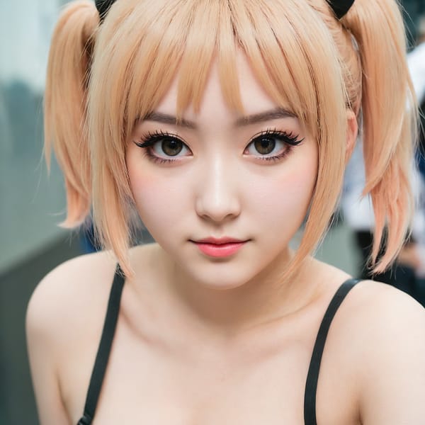 Tags: 21872187, SDXL
{"3": {"inputs": {"seed": 419363413415646, "steps": 32, "cfg": 5.27, "sampler_name": "dpmpp_2m", "scheduler": "karras", "denoise": 1.0, "model": ["27", 0], "positive": ["6", 0], "negative": ["7", 0], "latent_image": ["5", 0]}, "class_type": "KSampler"}, "4": {"inputs": {"ckpt_name": "juggernautXL_v8Rundiffusion.safetensors"}, "class_type": "CheckpointLoaderSimple"}, "5": {"inputs": {"width": 1024, "height": 1024, "batch_size": 1}, "class_type": "EmptyLatentImage"}, "6": {"inputs": {"text": "24 year old girl, (blush:0.96), (seductive facial expression:1.09), (beautiful eyes:1.14), (idol:0.97), (eyelashes:0.98), (seductive pose:1.14), (temptress:1.05), (detailed face:1.03), (cute:0.98), (slim:0.95), (double eyelids:1.08), (pale skin:1.06), (perky ass:1.04), (exposed ass:0.99), (looking back:1.02), (sexy ass:1.13), (thigh gap:1.08), (in a cosplay:1.04) at comiket posing for camera, (film:1.01), (candid cinema:1.07), (detailed skin:1.06), (soft lighting:1.00), (skin fuzz:1.04), (portra:1.05), (RAW:1.05), (natural looking skin:1.08), (textured skin:1.00)", "clip": ["27", 1]}, "class_type": "CLIPTextEncode"}, "7": {"inputs": {"text": "(bad hands:1.11), (low resolution:1.08), (watermark:1.12), (worst quality:1.10), (open mouth:1.05), (distorted:1.13), (twisted:1.10)", "clip": ["27", 1]}, "class_type": "CLIPTextEncode"}, "8": {"inputs": {"samples": ["3", 0], "vae": ["4", 2]}, "class_type": "VAEDecode"}, "25": {"inputs": {"lora_name": "nudify_xl.safetensors", "strength_model": 0.12, "strength_clip": 0.37, "model": ["4", 0], "clip": ["4", 1]}, "class_type": "LoraLoader"}, "26": {"inputs": {"lora_name": "shirtlift_SDXL_v2.safetensors", "strength_model": 0.02, "strength_clip": 0.02, "model": ["25", 0], "clip": ["25", 1]}, "class_type": "LoraLoader"}, "27": {"inputs": {"lora_name": "PerfectEyesXL.safetensors", "strength_model": 0.14, "strength_clip": 0.15, "model": ["26", 0], "clip": ["26", 1]}, "class_type": "LoraLoader"}, "30": {"inputs": {"model_name": "4x_NMKD-Superscale-SP_178000_G.pth"}, "class_type": "UpscaleModelLoader"}, "31": {"inputs": {"upscale_model": ["30", 0], "image": ["8", 0]}, "class_type": "ImageUpscaleWithModel"}, "32": {"inputs": {"upscale_method": "lanczos", "scale_by": 0.5, "image": ["31", 0]}, "class_type": "ImageScaleBy"}, "33": {"inputs": {"pixels": ["32", 0], "vae": ["4", 2]}, "class_type": "VAEEncode"}, "34": {"inputs": {"seed": 419363413415646, "steps": 32, "cfg": 5.27, "sampler_name": "dpmpp_2m", "scheduler": "karras", "denoise": 0.3, "model": ["27", 0], "positive": ["6", 0], "negative": ["7", 0], "latent_image": ["33", 0]}, "class_type": "KSampler"}, "36": {"inputs": {"samples": ["34", 0], "vae": ["4", 2]}, "class_type": "VAEDecode"}, "39": {"inputs": {"filename_prefix": "comfyapi-1707873464677", "images": ["36", 0]}, "class_type": "SaveImage"}}