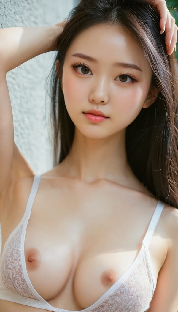 Tags: 21872187, SDXL
{"3": {"inputs": {"seed": 415107272007408, "steps": 64, "cfg": 6.45, "sampler_name": "dpmpp_2m", "scheduler": "karras", "denoise": 1.0, "model": ["27", 0], "positive": ["6", 0], "negative": ["7", 0], "latent_image": ["5", 0]}, "class_type": "KSampler"}, "4": {"inputs": {"ckpt_name": "juggernautxl.safetensors"}, "class_type": "CheckpointLoaderSimple"}, "5": {"inputs": {"width": 768, "height": 1344, "batch_size": 1}, "class_type": "EmptyLatentImage"}, "6": {"inputs": {"text": "21 year old girl, (chinese:0.97), (ukrainian:0.97), (slim:1.04), (seductive facial expression:1.07), (double eyelids:1.14), (blush:0.95), (cute:1.08), (temptress:1.00), (sexy lips:1.02), (pale skin:1.11), (detailed face:1.10), (beautiful eyes:1.06), (seductive pose:1.10), (eyelashes:1.10), (idol:1.09), (in a seductive pose:1.05), (large perky breasts:1.13), (cleavage:0.99), (thigh gap:1.12), (white tanktop:1.06), busy street, (soft lighting:1.02), (detailed skin:1.09), (RAW:1.06), (natural looking skin:1.03), (textured skin:1.01), (portra:1.04), (skin fuzz:1.04), (film:1.08), (candid cinema:1.02)", "clip": ["27", 1]}, "class_type": "CLIPTextEncode"}, "7": {"inputs": {"text": "(low resolution:1.13), (watermark:1.09), (bad hands:1.11), (worst quality:1.13), (open mouth:1.11), (twisted:1.10), (distorted:1.11)", "clip": ["27", 1]}, "class_type": "CLIPTextEncode"}, "8": {"inputs": {"samples": ["3", 0], "vae": ["4", 2]}, "class_type": "VAEDecode"}, "25": {"inputs": {"lora_name": "nudify_xl.safetensors", "strength_model": 0.29, "strength_clip": 0.03, "model": ["4", 0], "clip": ["4", 1]}, "class_type": "LoraLoader"}, "26": {"inputs": {"lora_name": "shirtlift_SDXL_v2.safetensors", "strength_model": 0.15, "strength_clip": 0.06, "model": ["25", 0], "clip": ["25", 1]}, "class_type": "LoraLoader"}, "27": {"inputs": {"lora_name": "PerfectEyesXL.safetensors", "strength_model": 0.18, "strength_clip": 0.16, "model": ["26", 0], "clip": ["26", 1]}, "class_type": "LoraLoader"}, "30": {"inputs": {"model_name": "4x_NMKD-Superscale-SP_178000_G.pth"}, "class_type": "UpscaleModelLoader"}, "31": {"inputs": {"upscale_model": ["30", 0], "image": ["8", 0]}, "class_type": "ImageUpscaleWithModel"}, "32": {"inputs": {"upscale_method": "lanczos", "scale_by": 0.5, "image": ["31", 0]}, "class_type": "ImageScaleBy"}, "33": {"inputs": {"pixels": ["32", 0], "vae": ["4", 2]}, "class_type": "VAEEncode"}, "34": {"inputs": {"seed": 415107272007408, "steps": 64, "cfg": 6.45, "sampler_name": "dpmpp_2m", "scheduler": "karras", "denoise": 0.3, "model": ["27", 0], "positive": ["6", 0], "negative": ["7", 0], "latent_image": ["33", 0]}, "class_type": "KSampler"}, "36": {"inputs": {"samples": ["34", 0], "vae": ["4", 2]}, "class_type": "VAEDecode"}, "39": {"inputs": {"filename_prefix": "comfyapi-1718346369887", "images": ["36", 0]}, "class_type": "SaveImage"}}