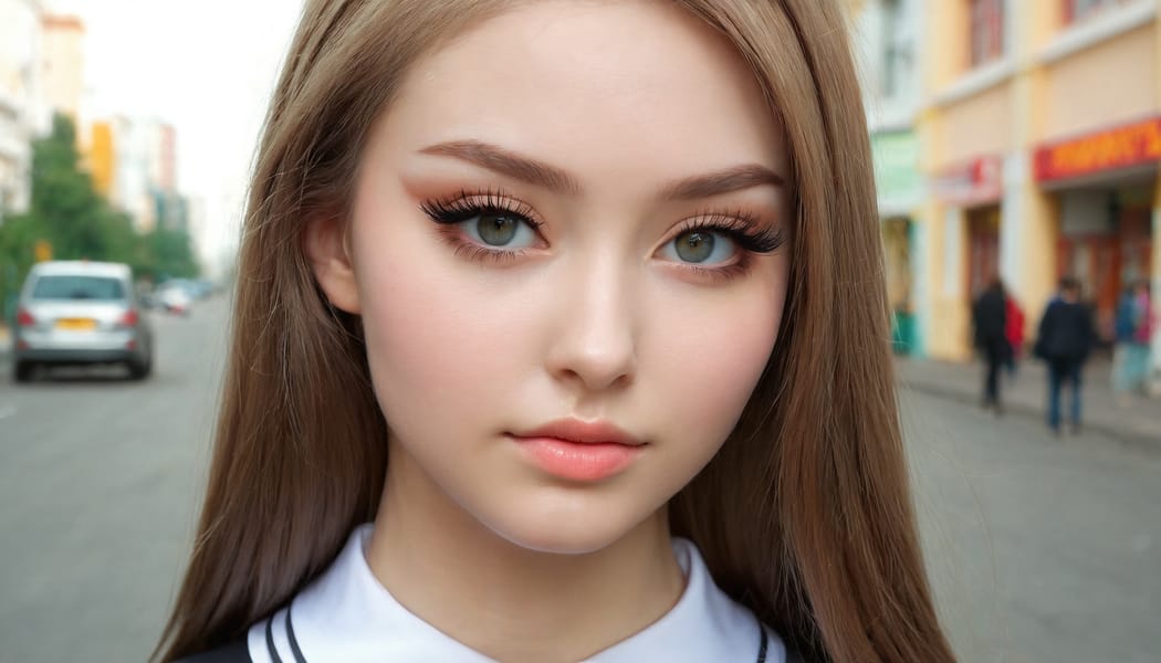 Tags: 21872187, SDXL
{"3": {"inputs": {"seed": 600432316845618, "steps": 32, "cfg": 5.71, "sampler_name": "dpmpp_2m", "scheduler": "karras", "denoise": 1.0, "model": ["27", 0], "positive": ["6", 0], "negative": ["7", 0], "latent_image": ["5", 0]}, "class_type": "KSampler"}, "4": {"inputs": {"ckpt_name": "juggernautxl.safetensors"}, "class_type": "CheckpointLoaderSimple"}, "5": {"inputs": {"width": 1344, "height": 768, "batch_size": 1}, "class_type": "EmptyLatentImage"}, "6": {"inputs": {"text": "26 year old girl, (russian:1.13), (eyelashes:1.10), (idol:1.01), (slim:1.01), (sexy lips:1.05), (seductive pose:0.97), (seductive facial expression:1.05), (temptress:1.11), (beautiful eyes:1.07), (blush:1.01), (pale skin:0.95), (double eyelids:1.00), (cute:0.98), (detailed face:1.12), (perky ass:1.14), (exposed ass:1.07), (looking back:0.97), (sexy ass:0.97), (thigh gap:1.14), (school uniform:1.06), choker, busy street, (soft lighting:1.03), (textured skin:1.08), (portra:1.00), (detailed skin:1.05), (RAW:1.00), (skin fuzz:1.00), (film:1.07), (natural looking skin:1.07), (candid cinema:1.05)", "clip": ["27", 1]}, "class_type": "CLIPTextEncode"}, "7": {"inputs": {"text": "(bad hands:1.10), (watermark:1.12), (twisted:1.09), (distorted:1.12), (worst quality:1.14), (open mouth:1.09), (low resolution:1.07)", "clip": ["27", 1]}, "class_type": "CLIPTextEncode"}, "8": {"inputs": {"samples": ["3", 0], "vae": ["4", 2]}, "class_type": "VAEDecode"}, "25": {"inputs": {"lora_name": "nudify_xl.safetensors", "strength_model": 0.24, "strength_clip": 0.33, "model": ["4", 0], "clip": ["4", 1]}, "class_type": "LoraLoader"}, "26": {"inputs": {"lora_name": "shirtlift_SDXL_v2.safetensors", "strength_model": 0.0, "strength_clip": 0.02, "model": ["25", 0], "clip": ["25", 1]}, "class_type": "LoraLoader"}, "27": {"inputs": {"lora_name": "PerfectEyesXL.safetensors", "strength_model": 0.17, "strength_clip": 0.09, "model": ["26", 0], "clip": ["26", 1]}, "class_type": "LoraLoader"}, "30": {"inputs": {"model_name": "4x_NMKD-Superscale-SP_178000_G.pth"}, "class_type": "UpscaleModelLoader"}, "31": {"inputs": {"upscale_model": ["30", 0], "image": ["8", 0]}, "class_type": "ImageUpscaleWithModel"}, "32": {"inputs": {"upscale_method": "lanczos", "scale_by": 0.5, "image": ["31", 0]}, "class_type": "ImageScaleBy"}, "33": {"inputs": {"pixels": ["32", 0], "vae": ["4", 2]}, "class_type": "VAEEncode"}, "34": {"inputs": {"seed": 600432316845618, "steps": 32, "cfg": 5.71, "sampler_name": "dpmpp_2m", "scheduler": "karras", "denoise": 0.3, "model": ["27", 0], "positive": ["6", 0], "negative": ["7", 0], "latent_image": ["33", 0]}, "class_type": "KSampler"}, "36": {"inputs": {"samples": ["34", 0], "vae": ["4", 2]}, "class_type": "VAEDecode"}, "39": {"inputs": {"filename_prefix": "comfyapi-1725840323254", "images": ["36", 0]}, "class_type": "SaveImage"}}