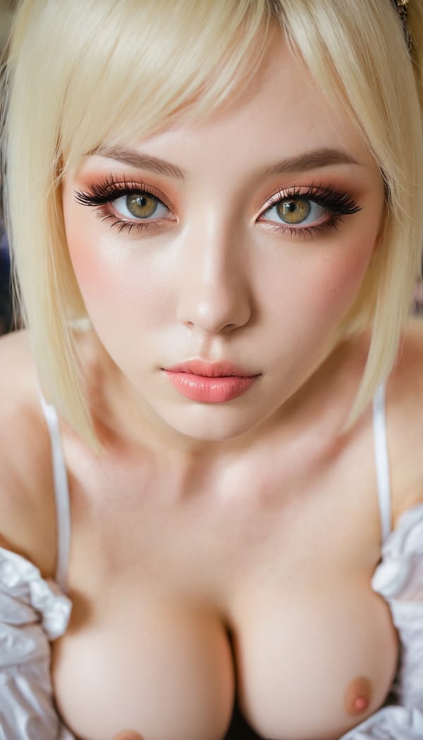 Tags: 21872187, SDXL
{"3": {"inputs": {"seed": 435236087622260, "steps": 32, "cfg": 5.81, "sampler_name": "dpmpp_2m", "scheduler": "karras", "denoise": 1.0, "model": ["27", 0], "positive": ["6", 0], "negative": ["7", 0], "latent_image": ["5", 0]}, "class_type": "KSampler"}, "4": {"inputs": {"ckpt_name": "juggernautxl.safetensors"}, "class_type": "CheckpointLoaderSimple"}, "5": {"inputs": {"width": 768, "height": 1344, "batch_size": 1}, "class_type": "EmptyLatentImage"}, "6": {"inputs": {"text": "26 year old girl, (ukrainian:1.01), (blush:0.95), (beautiful eyes:1.03), (eyelashes:1.04), (pale skin:1.00), (slim:1.11), (cute:1.07), (detailed face:1.09), (double eyelids:1.02), (temptress:1.06), (sexy lips:1.10), (seductive facial expression:0.96), (seductive pose:1.09), (on all fours:1.06), (spreading ass cheeks:1.11), (from behind:1.11), (backboob:0.96), (in a cosplay:0.99) at comiket posing for camera, (film:1.05), (natural looking skin:1.07), (portra:1.08), (candid cinema:1.05), (detailed skin:1.07), (skin fuzz:1.02), (RAW:1.01), (textured skin:1.03), (soft lighting:1.07)", "clip": ["27", 1]}, "class_type": "CLIPTextEncode"}, "7": {"inputs": {"text": "(twisted:1.12), (watermark:1.05), (distorted:1.10), (worst quality:1.14), (low resolution:1.14), (open mouth:1.06)", "clip": ["27", 1]}, "class_type": "CLIPTextEncode"}, "8": {"inputs": {"samples": ["3", 0], "vae": ["4", 2]}, "class_type": "VAEDecode"}, "25": {"inputs": {"lora_name": "nudify_xl.safetensors", "strength_model": 0.1, "strength_clip": 0.05, "model": ["4", 0], "clip": ["4", 1]}, "class_type": "LoraLoader"}, "26": {"inputs": {"lora_name": "shirtlift_SDXL_v2.safetensors", "strength_model": 0.02, "strength_clip": 0.0, "model": ["25", 0], "clip": ["25", 1]}, "class_type": "LoraLoader"}, "27": {"inputs": {"lora_name": "PerfectEyesXL.safetensors", "strength_model": 0.04, "strength_clip": 0.04, "model": ["26", 0], "clip": ["26", 1]}, "class_type": "LoraLoader"}, "30": {"inputs": {"model_name": "4x_NMKD-Superscale-SP_178000_G.pth"}, "class_type": "UpscaleModelLoader"}, "31": {"inputs": {"upscale_model": ["30", 0], "image": ["8", 0]}, "class_type": "ImageUpscaleWithModel"}, "32": {"inputs": {"upscale_method": "lanczos", "scale_by": 0.5, "image": ["31", 0]}, "class_type": "ImageScaleBy"}, "33": {"inputs": {"pixels": ["32", 0], "vae": ["4", 2]}, "class_type": "VAEEncode"}, "34": {"inputs": {"seed": 435236087622260, "steps": 32, "cfg": 5.81, "sampler_name": "dpmpp_2m", "scheduler": "karras", "denoise": 0.3, "model": ["27", 0], "positive": ["6", 0], "negative": ["7", 0], "latent_image": ["33", 0]}, "class_type": "KSampler"}, "36": {"inputs": {"samples": ["34", 0], "vae": ["4", 2]}, "class_type": "VAEDecode"}, "39": {"inputs": {"filename_prefix": "comfyapi-1735563722869", "images": ["36", 0]}, "class_type": "SaveImage"}}