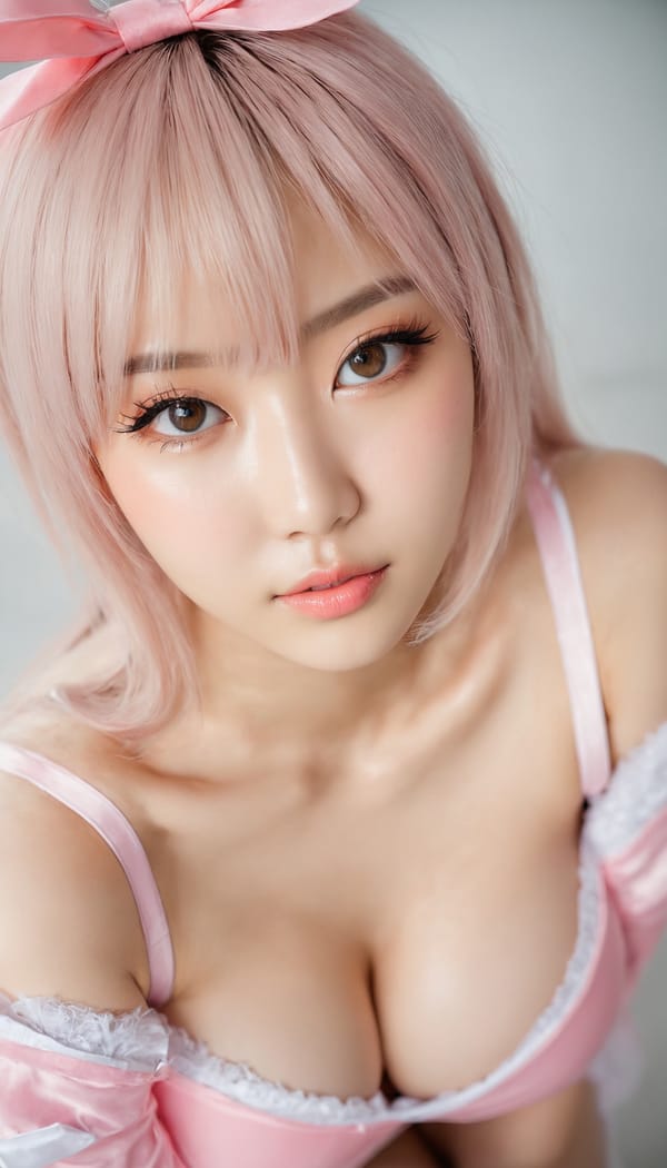 Tags: 21872187, SDXL
{"3": {"inputs": {"seed": 914004767286764, "steps": 32, "cfg": 5.19, "sampler_name": "dpmpp_2m", "scheduler": "karras", "denoise": 1.0, "model": ["27", 0], "positive": ["6", 0], "negative": ["7", 0], "latent_image": ["5", 0]}, "class_type": "KSampler"}, "4": {"inputs": {"ckpt_name": "juggernautxl.safetensors"}, "class_type": "CheckpointLoaderSimple"}, "5": {"inputs": {"width": 768, "height": 1344, "batch_size": 1}, "class_type": "EmptyLatentImage"}, "6": {"inputs": {"text": "25 year old girl, (korean:0.97), (russian:0.97), (seductive facial expression:1.01), (sexy lips:1.13), (blush:1.01), (cute:1.06), (beautiful eyes:1.02), (slim:1.07), (idol:1.03), (seductive pose:1.07), (eyelashes:1.13), (detailed face:1.09), (double eyelids:1.04), (temptress:1.11), (in a seductive pose:0.96), (large perky breasts:1.05), (cleavage:0.98), (thigh gap:1.01), (in a cosplay:1.09) at comiket posing for camera, (candid cinema:1.09), (detailed skin:1.07), (textured skin:1.01), (skin fuzz:1.06), (portra:1.03), (natural looking skin:1.02), (RAW:1.08), (film:1.09), (soft lighting:1.03)", "clip": ["27", 1]}, "class_type": "CLIPTextEncode"}, "7": {"inputs": {"text": "(twisted:1.11), (watermark:1.14), (distorted:1.11), (low resolution:1.05), (bad hands:1.06), (worst quality:1.11), (open mouth:1.13)", "clip": ["27", 1]}, "class_type": "CLIPTextEncode"}, "8": {"inputs": {"samples": ["3", 0], "vae": ["4", 2]}, "class_type": "VAEDecode"}, "25": {"inputs": {"lora_name": "nudify_xl.safetensors", "strength_model": 0.01, "strength_clip": 0.25, "model": ["4", 0], "clip": ["4", 1]}, "class_type": "LoraLoader"}, "26": {"inputs": {"lora_name": "shirtlift_SDXL_v2.safetensors", "strength_model": 0.08, "strength_clip": 0.07, "model": ["25", 0], "clip": ["25", 1]}, "class_type": "LoraLoader"}, "27": {"inputs": {"lora_name": "PerfectEyesXL.safetensors", "strength_model": 0.11, "strength_clip": 0.02, "model": ["26", 0], "clip": ["26", 1]}, "class_type": "LoraLoader"}, "30": {"inputs": {"model_name": "4x_NMKD-Superscale-SP_178000_G.pth"}, "class_type": "UpscaleModelLoader"}, "31": {"inputs": {"upscale_model": ["30", 0], "image": ["8", 0]}, "class_type": "ImageUpscaleWithModel"}, "32": {"inputs": {"upscale_method": "lanczos", "scale_by": 0.5, "image": ["31", 0]}, "class_type": "ImageScaleBy"}, "33": {"inputs": {"pixels": ["32", 0], "vae": ["4", 2]}, "class_type": "VAEEncode"}, "34": {"inputs": {"seed": 914004767286764, "steps": 32, "cfg": 5.19, "sampler_name": "dpmpp_2m", "scheduler": "karras", "denoise": 0.3, "model": ["27", 0], "positive": ["6", 0], "negative": ["7", 0], "latent_image": ["33", 0]}, "class_type": "KSampler"}, "36": {"inputs": {"samples": ["34", 0], "vae": ["4", 2]}, "class_type": "VAEDecode"}, "39": {"inputs": {"filename_prefix": "comfyapi-1735571790855", "images": ["36", 0]}, "class_type": "SaveImage"}}