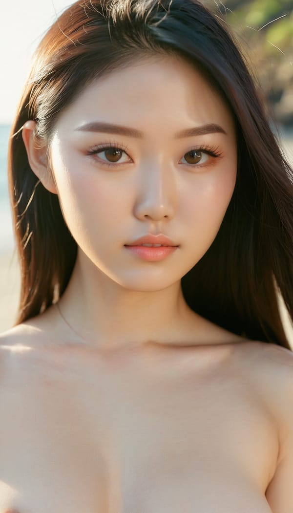 Tags: 21872187, SDXL
{"3": {"inputs": {"seed": 760546217807451, "steps": 32, "cfg": 7.44, "sampler_name": "dpmpp_2m", "scheduler": "karras", "denoise": 1.0, "model": ["27", 0], "positive": ["6", 0], "negative": ["7", 0], "latent_image": ["5", 0]}, "class_type": "KSampler"}, "4": {"inputs": {"ckpt_name": "juggernautxl.safetensors"}, "class_type": "CheckpointLoaderSimple"}, "5": {"inputs": {"width": 768, "height": 1344, "batch_size": 1}, "class_type": "EmptyLatentImage"}, "6": {"inputs": {"text": "19 year old girl, (taiwanese:1.00), (temptress:1.10), (sexy lips:0.96), (seductive facial expression:1.02), (double eyelids:1.12), (detailed face:1.14), (seductive pose:1.03), (blush:0.95), (cute:1.05), (pale skin:0.98), (slim:1.09), (idol:1.00), (eyelashes:1.08), (perky ass:1.08), (exposed ass:1.14), (looking back:1.10), (sexy ass:0.98), (thigh gap:1.02), strolling (nude:1.11) at a beach, (film:1.00), (RAW:1.06), (textured skin:1.02), (candid cinema:1.07), (detailed skin:1.07), (natural looking skin:1.07), (skin fuzz:1.08), (portra:1.09), (soft lighting:1.07)", "clip": ["27", 1]}, "class_type": "CLIPTextEncode"}, "7": {"inputs": {"text": "(low resolution:1.10), (open mouth:1.11), (watermark:1.07), (bad hands:1.10), (distorted:1.06), (worst quality:1.07), (twisted:1.06)", "clip": ["27", 1]}, "class_type": "CLIPTextEncode"}, "8": {"inputs": {"samples": ["3", 0], "vae": ["4", 2]}, "class_type": "VAEDecode"}, "25": {"inputs": {"lora_name": "nudify_xl.safetensors", "strength_model": 0.28, "strength_clip": 0.16, "model": ["4", 0], "clip": ["4", 1]}, "class_type": "LoraLoader"}, "26": {"inputs": {"lora_name": "shirtlift_SDXL_v2.safetensors", "strength_model": 0.08, "strength_clip": 0.1, "model": ["25", 0], "clip": ["25", 1]}, "class_type": "LoraLoader"}, "27": {"inputs": {"lora_name": "PerfectEyesXL.safetensors", "strength_model": 0.05, "strength_clip": 0.11, "model": ["26", 0], "clip": ["26", 1]}, "class_type": "LoraLoader"}, "30": {"inputs": {"model_name": "4x_NMKD-Superscale-SP_178000_G.pth"}, "class_type": "UpscaleModelLoader"}, "31": {"inputs": {"upscale_model": ["30", 0], "image": ["8", 0]}, "class_type": "ImageUpscaleWithModel"}, "32": {"inputs": {"upscale_method": "lanczos", "scale_by": 0.5, "image": ["31", 0]}, "class_type": "ImageScaleBy"}, "33": {"inputs": {"pixels": ["32", 0], "vae": ["4", 2]}, "class_type": "VAEEncode"}, "34": {"inputs": {"seed": 760546217807451, "steps": 32, "cfg": 7.44, "sampler_name": "dpmpp_2m", "scheduler": "karras", "denoise": 0.3, "model": ["27", 0], "positive": ["6", 0], "negative": ["7", 0], "latent_image": ["33", 0]}, "class_type": "KSampler"}, "36": {"inputs": {"samples": ["34", 0], "vae": ["4", 2]}, "class_type": "VAEDecode"}, "39": {"inputs": {"filename_prefix": "comfyapi-1726272214363", "images": ["36", 0]}, "class_type": "SaveImage"}}