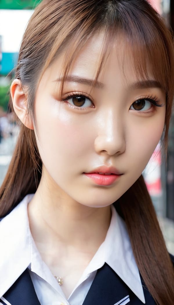 Tags: 21872187, SDXL
{"3": {"inputs": {"seed": 613628856684428, "steps": 64, "cfg": 7.95, "sampler_name": "dpmpp_2m", "scheduler": "karras", "denoise": 1.0, "model": ["27", 0], "positive": ["6", 0], "negative": ["7", 0], "latent_image": ["5", 0]}, "class_type": "KSampler"}, "4": {"inputs": {"ckpt_name": "juggernautxl.safetensors"}, "class_type": "CheckpointLoaderSimple"}, "5": {"inputs": {"width": 768, "height": 1344, "batch_size": 1}, "class_type": "EmptyLatentImage"}, "6": {"inputs": {"text": "19 year old girl, (taiwanese:1.12), (irish:1.05), (russian:1.07), (detailed face:1.11), (idol:1.07), (double eyelids:1.07), (slim:1.11), (sexy lips:1.13), (seductive pose:1.13), (seductive facial expression:1.10), (pale skin:1.05), (cute:1.00), (beautiful eyes:1.14), (blush:0.99), (eyelashes:0.96), (temptress:1.11), (on all fours:1.12), (spreading ass cheeks:1.12), (from behind:0.96), (backboob:0.97), (school uniform:1.14), choker, busy street, (RAW:1.00), (soft lighting:1.09), (portra:1.00), (skin fuzz:1.01), (detailed skin:1.08), (natural looking skin:1.07), (candid cinema:1.08), (film:1.08), (textured skin:1.03)", "clip": ["27", 1]}, "class_type": "CLIPTextEncode"}, "7": {"inputs": {"text": "(bad hands:1.06), (distorted:1.11), (worst quality:1.13), (watermark:1.10), (low resolution:1.09), (open mouth:1.13), (twisted:1.08)", "clip": ["27", 1]}, "class_type": "CLIPTextEncode"}, "8": {"inputs": {"samples": ["3", 0], "vae": ["4", 2]}, "class_type": "VAEDecode"}, "25": {"inputs": {"lora_name": "nudify_xl.safetensors", "strength_model": 0.08, "strength_clip": 0.27, "model": ["4", 0], "clip": ["4", 1]}, "class_type": "LoraLoader"}, "26": {"inputs": {"lora_name": "shirtlift_SDXL_v2.safetensors", "strength_model": 0.17, "strength_clip": 0.06, "model": ["25", 0], "clip": ["25", 1]}, "class_type": "LoraLoader"}, "27": {"inputs": {"lora_name": "PerfectEyesXL.safetensors", "strength_model": 0.19, "strength_clip": 0.02, "model": ["26", 0], "clip": ["26", 1]}, "class_type": "LoraLoader"}, "30": {"inputs": {"model_name": "4x_NMKD-Superscale-SP_178000_G.pth"}, "class_type": "UpscaleModelLoader"}, "31": {"inputs": {"upscale_model": ["30", 0], "image": ["8", 0]}, "class_type": "ImageUpscaleWithModel"}, "32": {"inputs": {"upscale_method": "lanczos", "scale_by": 0.5, "image": ["31", 0]}, "class_type": "ImageScaleBy"}, "33": {"inputs": {"pixels": ["32", 0], "vae": ["4", 2]}, "class_type": "VAEEncode"}, "34": {"inputs": {"seed": 613628856684428, "steps": 64, "cfg": 7.95, "sampler_name": "dpmpp_2m", "scheduler": "karras", "denoise": 0.3, "model": ["27", 0], "positive": ["6", 0], "negative": ["7", 0], "latent_image": ["33", 0]}, "class_type": "KSampler"}, "36": {"inputs": {"samples": ["34", 0], "vae": ["4", 2]}, "class_type": "VAEDecode"}, "39": {"inputs": {"filename_prefix": "comfyapi-1733970086219", "images": ["36", 0]}, "class_type": "SaveImage"}}