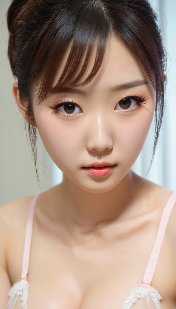 Tags: 21872187, SDXL
{"3": {"inputs": {"seed": 747877788283450, "steps": 32, "cfg": 7.33, "sampler_name": "dpmpp_2m", "scheduler": "karras", "denoise": 1.0, "model": ["27", 0], "positive": ["6", 0], "negative": ["7", 0], "latent_image": ["5", 0]}, "class_type": "KSampler"}, "4": {"inputs": {"ckpt_name": "juggernautxl.safetensors"}, "class_type": "CheckpointLoaderSimple"}, "5": {"inputs": {"width": 768, "height": 1344, "batch_size": 1}, "class_type": "EmptyLatentImage"}, "6": {"inputs": {"text": "25 year old girl, (chinese:1.07), (japanese:1.13), (idol:1.13), (detailed face:1.02), (slim:1.01), (blush:1.10), (seductive facial expression:1.00), (double eyelids:1.14), (cute:1.04), (temptress:1.03), (seductive pose:0.96), (pale skin:1.07), (sexy lips:1.08), (eyelashes:0.99), (beautiful eyes:1.01), (in a seductive pose:1.08), (large perky breasts:0.99), (cleavage:1.12), (thigh gap:0.96), (an office lady:0.95), (soft lighting:1.07), (candid cinema:1.04), (film:1.05), (natural looking skin:1.06), (detailed skin:1.02), (textured skin:1.07), (RAW:1.07), (skin fuzz:1.00), (portra:1.04)", "clip": ["27", 1]}, "class_type": "CLIPTextEncode"}, "7": {"inputs": {"text": "(watermark:1.08), (low resolution:1.07), (distorted:1.07), (worst quality:1.14), (open mouth:1.12), (bad hands:1.10), (twisted:1.07)", "clip": ["27", 1]}, "class_type": "CLIPTextEncode"}, "8": {"inputs": {"samples": ["3", 0], "vae": ["4", 2]}, "class_type": "VAEDecode"}, "25": {"inputs": {"lora_name": "nudify_xl.safetensors", "strength_model": 0.06, "strength_clip": 0.05, "model": ["4", 0], "clip": ["4", 1]}, "class_type": "LoraLoader"}, "26": {"inputs": {"lora_name": "shirtlift_SDXL_v2.safetensors", "strength_model": 0.13, "strength_clip": 0.12, "model": ["25", 0], "clip": ["25", 1]}, "class_type": "LoraLoader"}, "27": {"inputs": {"lora_name": "PerfectEyesXL.safetensors", "strength_model": 0.16, "strength_clip": 0.04, "model": ["26", 0], "clip": ["26", 1]}, "class_type": "LoraLoader"}, "30": {"inputs": {"model_name": "4x_NMKD-Superscale-SP_178000_G.pth"}, "class_type": "UpscaleModelLoader"}, "31": {"inputs": {"upscale_model": ["30", 0], "image": ["8", 0]}, "class_type": "ImageUpscaleWithModel"}, "32": {"inputs": {"upscale_method": "lanczos", "scale_by": 0.5, "image": ["31", 0]}, "class_type": "ImageScaleBy"}, "33": {"inputs": {"pixels": ["32", 0], "vae": ["4", 2]}, "class_type": "VAEEncode"}, "34": {"inputs": {"seed": 747877788283450, "steps": 32, "cfg": 7.33, "sampler_name": "dpmpp_2m", "scheduler": "karras", "denoise": 0.3, "model": ["27", 0], "positive": ["6", 0], "negative": ["7", 0], "latent_image": ["33", 0]}, "class_type": "KSampler"}, "36": {"inputs": {"samples": ["34", 0], "vae": ["4", 2]}, "class_type": "VAEDecode"}, "39": {"inputs": {"filename_prefix": "comfyapi-1728177310352", "images": ["36", 0]}, "class_type": "SaveImage"}}