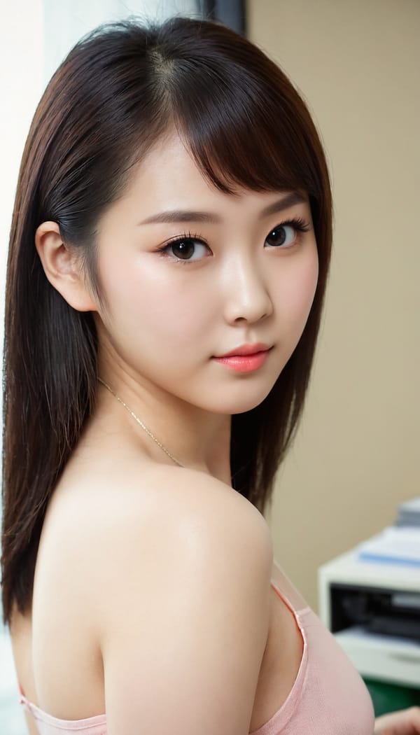 Tags: 21872187, SDXL
{"3": {"inputs": {"seed": 950375478126375, "steps": 64, "cfg": 6.39, "sampler_name": "dpmpp_2m", "scheduler": "karras", "denoise": 1.0, "model": ["27", 0], "positive": ["6", 0], "negative": ["7", 0], "latent_image": ["5", 0]}, "class_type": "KSampler"}, "4": {"inputs": {"ckpt_name": "juggernautXL_v8Rundiffusion.safetensors"}, "class_type": "CheckpointLoaderSimple"}, "5": {"inputs": {"width": 768, "height": 1344, "batch_size": 1}, "class_type": "EmptyLatentImage"}, "6": {"inputs": {"text": "19 year old girl, (chinese:1.14), (temptress:1.11), (blush:0.97), (eyelashes:1.03), (cute:0.96), (beautiful eyes:1.13), (idol:1.01), (detailed face:0.96), (sexy lips:1.05), (seductive facial expression:1.02), (slim:1.09), (pale skin:1.02), (seductive pose:0.98), (perky ass:0.96), (exposed ass:1.12), (looking back:0.97), (sexy ass:1.14), (thigh gap:1.05), (an office lady:1.12), (detailed skin:1.03), (film:1.05), (natural looking skin:1.07), (textured skin:1.02), (portra:1.01), (RAW:1.04), (candid cinema:1.09), (skin fuzz:1.02), (soft lighting:1.00)", "clip": ["27", 1]}, "class_type": "CLIPTextEncode"}, "7": {"inputs": {"text": "(open mouth:1.05), (twisted:1.06), (distorted:1.09), (low resolution:1.08), (bad hands:1.11), (worst quality:1.12), (watermark:1.07)", "clip": ["27", 1]}, "class_type": "CLIPTextEncode"}, "8": {"inputs": {"samples": ["3", 0], "vae": ["4", 2]}, "class_type": "VAEDecode"}, "25": {"inputs": {"lora_name": "nudify_xl.safetensors", "strength_model": 0.15, "strength_clip": 0.28, "model": ["4", 0], "clip": ["4", 1]}, "class_type": "LoraLoader"}, "26": {"inputs": {"lora_name": "shirtlift_SDXL_v2.safetensors", "strength_model": 0.06, "strength_clip": 0.1, "model": ["25", 0], "clip": ["25", 1]}, "class_type": "LoraLoader"}, "27": {"inputs": {"lora_name": "PerfectEyesXL.safetensors", "strength_model": 0.17, "strength_clip": 0.17, "model": ["26", 0], "clip": ["26", 1]}, "class_type": "LoraLoader"}, "30": {"inputs": {"model_name": "4x_NMKD-Superscale-SP_178000_G.pth"}, "class_type": "UpscaleModelLoader"}, "31": {"inputs": {"upscale_model": ["30", 0], "image": ["8", 0]}, "class_type": "ImageUpscaleWithModel"}, "32": {"inputs": {"upscale_method": "lanczos", "scale_by": 0.5, "image": ["31", 0]}, "class_type": "ImageScaleBy"}, "33": {"inputs": {"pixels": ["32", 0], "vae": ["4", 2]}, "class_type": "VAEEncode"}, "34": {"inputs": {"seed": 950375478126375, "steps": 64, "cfg": 6.39, "sampler_name": "dpmpp_2m", "scheduler": "karras", "denoise": 0.3, "model": ["27", 0], "positive": ["6", 0], "negative": ["7", 0], "latent_image": ["33", 0]}, "class_type": "KSampler"}, "36": {"inputs": {"samples": ["34", 0], "vae": ["4", 2]}, "class_type": "VAEDecode"}, "39": {"inputs": {"filename_prefix": "comfyapi-1708035518062", "images": ["36", 0]}, "class_type": "SaveImage"}}