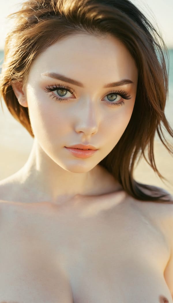 Tags: 21872187, SDXL
{"3": {"inputs": {"seed": 596449339305709, "steps": 64, "cfg": 7.42, "sampler_name": "dpmpp_2m", "scheduler": "karras", "denoise": 1.0, "model": ["27", 0], "positive": ["6", 0], "negative": ["7", 0], "latent_image": ["5", 0]}, "class_type": "KSampler"}, "4": {"inputs": {"ckpt_name": "juggernautxl.safetensors"}, "class_type": "CheckpointLoaderSimple"}, "5": {"inputs": {"width": 768, "height": 1344, "batch_size": 1}, "class_type": "EmptyLatentImage"}, "6": {"inputs": {"text": "27 year old girl, (sexy lips:0.99), (seductive facial expression:1.14), (beautiful eyes:1.10), (seductive pose:1.03), (eyelashes:1.13), (pale skin:1.08), (temptress:0.98), (double eyelids:0.98), (slim:1.05), (detailed face:1.05), (idol:1.03), (blush:0.98), (cute:1.02), (in a seductive pose:1.05), (large perky breasts:1.01), (cleavage:1.08), (thigh gap:1.07), strolling (nude:0.97) at a beach, (detailed skin:1.09), (skin fuzz:1.00), (RAW:1.00), (film:1.03), (candid cinema:1.08), (natural looking skin:1.00), (textured skin:1.06), (soft lighting:1.06), (portra:1.01)", "clip": ["27", 1]}, "class_type": "CLIPTextEncode"}, "7": {"inputs": {"text": "(watermark:1.11), (open mouth:1.10), (distorted:1.08), (twisted:1.09), (bad hands:1.07), (worst quality:1.07), (low resolution:1.07)", "clip": ["27", 1]}, "class_type": "CLIPTextEncode"}, "8": {"inputs": {"samples": ["3", 0], "vae": ["4", 2]}, "class_type": "VAEDecode"}, "25": {"inputs": {"lora_name": "nudify_xl.safetensors", "strength_model": 0.37, "strength_clip": 0.2, "model": ["4", 0], "clip": ["4", 1]}, "class_type": "LoraLoader"}, "26": {"inputs": {"lora_name": "shirtlift_SDXL_v2.safetensors", "strength_model": 0.02, "strength_clip": 0.04, "model": ["25", 0], "clip": ["25", 1]}, "class_type": "LoraLoader"}, "27": {"inputs": {"lora_name": "PerfectEyesXL.safetensors", "strength_model": 0.19, "strength_clip": 0.0, "model": ["26", 0], "clip": ["26", 1]}, "class_type": "LoraLoader"}, "30": {"inputs": {"model_name": "4x_NMKD-Superscale-SP_178000_G.pth"}, "class_type": "UpscaleModelLoader"}, "31": {"inputs": {"upscale_model": ["30", 0], "image": ["8", 0]}, "class_type": "ImageUpscaleWithModel"}, "32": {"inputs": {"upscale_method": "lanczos", "scale_by": 0.5, "image": ["31", 0]}, "class_type": "ImageScaleBy"}, "33": {"inputs": {"pixels": ["32", 0], "vae": ["4", 2]}, "class_type": "VAEEncode"}, "34": {"inputs": {"seed": 596449339305709, "steps": 64, "cfg": 7.42, "sampler_name": "dpmpp_2m", "scheduler": "karras", "denoise": 0.3, "model": ["27", 0], "positive": ["6", 0], "negative": ["7", 0], "latent_image": ["33", 0]}, "class_type": "KSampler"}, "36": {"inputs": {"samples": ["34", 0], "vae": ["4", 2]}, "class_type": "VAEDecode"}, "39": {"inputs": {"filename_prefix": "comfyapi-1713756512624", "images": ["36", 0]}, "class_type": "SaveImage"}}