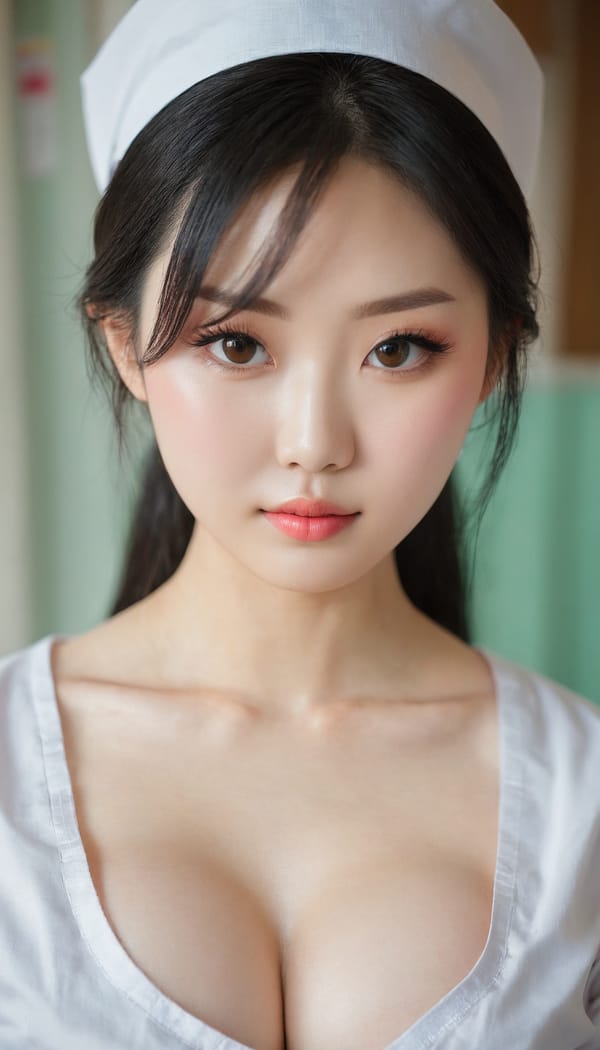 Tags: 21872187, SDXL
{"3": {"inputs": {"seed": 610523421672996, "steps": 32, "cfg": 5.67, "sampler_name": "dpmpp_2m", "scheduler": "karras", "denoise": 1.0, "model": ["27", 0], "positive": ["6", 0], "negative": ["7", 0], "latent_image": ["5", 0]}, "class_type": "KSampler"}, "4": {"inputs": {"ckpt_name": "juggernautxl.safetensors"}, "class_type": "CheckpointLoaderSimple"}, "5": {"inputs": {"width": 768, "height": 1344, "batch_size": 1}, "class_type": "EmptyLatentImage"}, "6": {"inputs": {"text": "21 year old girl, (japanese:0.98), (chinese:1.09), (eyelashes:1.03), (sexy lips:1.10), (slim:1.03), (detailed face:1.09), (temptress:1.11), (pale skin:1.01), (double eyelids:0.95), (idol:1.00), (seductive facial expression:1.03), (cute:1.09), (seductive pose:1.09), (beautiful eyes:1.05), (blush:1.14), (in a seductive pose:0.99), (large perky breasts:1.11), (cleavage:1.04), (thigh gap:1.07), (nurse in uniform:1.04) working in a hospital ward, (detailed skin:1.05), (textured skin:1.08), (soft lighting:1.01), (RAW:1.00), (portra:1.04), (candid cinema:1.09), (skin fuzz:1.00), (natural looking skin:1.08), (film:1.01)", "clip": ["27", 1]}, "class_type": "CLIPTextEncode"}, "7": {"inputs": {"text": "(open mouth:1.10), (watermark:1.06), (distorted:1.10), (low resolution:1.12), (bad hands:1.12), (twisted:1.05), (worst quality:1.11)", "clip": ["27", 1]}, "class_type": "CLIPTextEncode"}, "8": {"inputs": {"samples": ["3", 0], "vae": ["4", 2]}, "class_type": "VAEDecode"}, "25": {"inputs": {"lora_name": "nudify_xl.safetensors", "strength_model": 0.08, "strength_clip": 0.02, "model": ["4", 0], "clip": ["4", 1]}, "class_type": "LoraLoader"}, "26": {"inputs": {"lora_name": "shirtlift_SDXL_v2.safetensors", "strength_model": 0.01, "strength_clip": 0.03, "model": ["25", 0], "clip": ["25", 1]}, "class_type": "LoraLoader"}, "27": {"inputs": {"lora_name": "PerfectEyesXL.safetensors", "strength_model": 0.15, "strength_clip": 0.18, "model": ["26", 0], "clip": ["26", 1]}, "class_type": "LoraLoader"}, "30": {"inputs": {"model_name": "4x_NMKD-Superscale-SP_178000_G.pth"}, "class_type": "UpscaleModelLoader"}, "31": {"inputs": {"upscale_model": ["30", 0], "image": ["8", 0]}, "class_type": "ImageUpscaleWithModel"}, "32": {"inputs": {"upscale_method": "lanczos", "scale_by": 0.5, "image": ["31", 0]}, "class_type": "ImageScaleBy"}, "33": {"inputs": {"pixels": ["32", 0], "vae": ["4", 2]}, "class_type": "VAEEncode"}, "34": {"inputs": {"seed": 610523421672996, "steps": 32, "cfg": 5.67, "sampler_name": "dpmpp_2m", "scheduler": "karras", "denoise": 0.3, "model": ["27", 0], "positive": ["6", 0], "negative": ["7", 0], "latent_image": ["33", 0]}, "class_type": "KSampler"}, "36": {"inputs": {"samples": ["34", 0], "vae": ["4", 2]}, "class_type": "VAEDecode"}, "39": {"inputs": {"filename_prefix": "comfyapi-1726877771302", "images": ["36", 0]}, "class_type": "SaveImage"}}