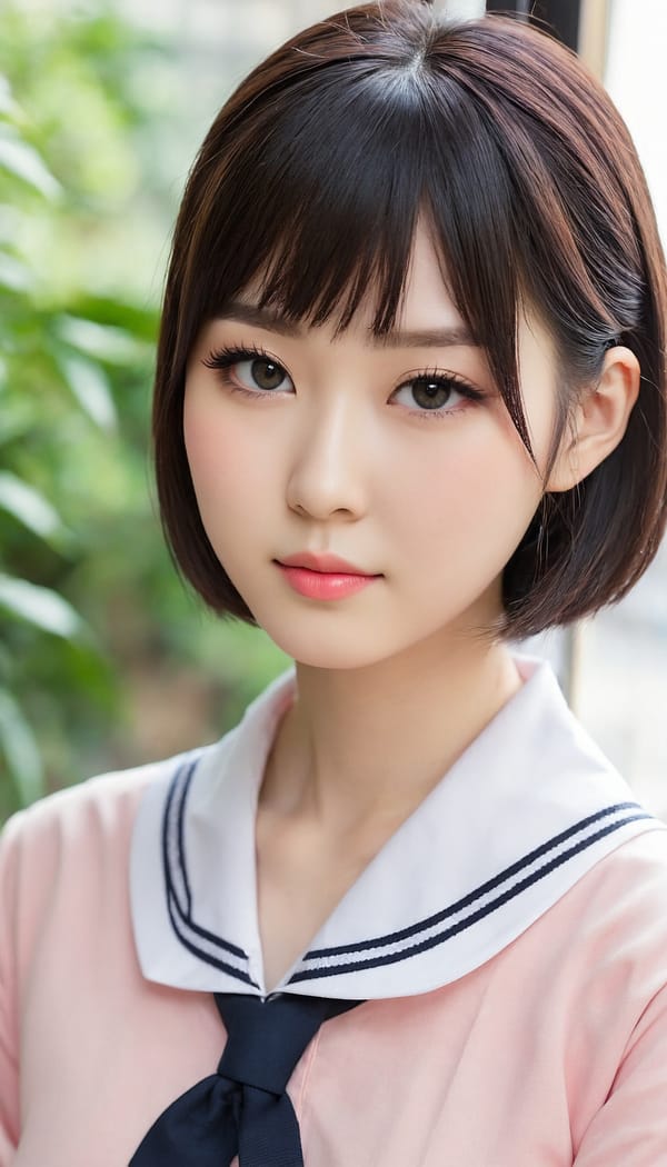 Tags: 21872187, SDXL
{"3": {"inputs": {"seed": 400197665063345, "steps": 32, "cfg": 6.19, "sampler_name": "dpmpp_2m", "scheduler": "karras", "denoise": 1.0, "model": ["27", 0], "positive": ["6", 0], "negative": ["7", 0], "latent_image": ["5", 0]}, "class_type": "KSampler"}, "4": {"inputs": {"ckpt_name": "juggernautXL_v8Rundiffusion.safetensors"}, "class_type": "CheckpointLoaderSimple"}, "5": {"inputs": {"width": 768, "height": 1344, "batch_size": 1}, "class_type": "EmptyLatentImage"}, "6": {"inputs": {"text": "27 year old girl, (japanese:1.10), (blush:1.10), (idol:1.11), (slim:1.02), (detailed face:1.03), (double eyelids:0.98), (pale skin:1.11), (sexy lips:1.00), (cute:1.03), (beautiful eyes:1.09), (eyelashes:1.04), (seductive facial expression:0.97), (seductive pose:1.13), (temptress:1.08), (in a seductive pose:1.12), (large perky breasts:0.95), (cleavage:1.13), (thigh gap:1.01), (school uniform:1.13), choker, busy street, (portra:1.06), (skin fuzz:1.05), (soft lighting:1.08), (RAW:1.01), (detailed skin:1.01), (textured skin:1.07), (film:1.01), (natural looking skin:1.02), (candid cinema:1.03)", "clip": ["27", 1]}, "class_type": "CLIPTextEncode"}, "7": {"inputs": {"text": "(worst quality:1.14), (open mouth:1.11), (distorted:1.13), (low resolution:1.14), (watermark:1.11), (twisted:1.07), (bad hands:1.05)", "clip": ["27", 1]}, "class_type": "CLIPTextEncode"}, "8": {"inputs": {"samples": ["3", 0], "vae": ["4", 2]}, "class_type": "VAEDecode"}, "25": {"inputs": {"lora_name": "nudify_xl.safetensors", "strength_model": 0.1, "strength_clip": 0.01, "model": ["4", 0], "clip": ["4", 1]}, "class_type": "LoraLoader"}, "26": {"inputs": {"lora_name": "shirtlift_SDXL_v2.safetensors", "strength_model": 0.0, "strength_clip": 0.14, "model": ["25", 0], "clip": ["25", 1]}, "class_type": "LoraLoader"}, "27": {"inputs": {"lora_name": "PerfectEyesXL.safetensors", "strength_model": 0.0, "strength_clip": 0.03, "model": ["26", 0], "clip": ["26", 1]}, "class_type": "LoraLoader"}, "30": {"inputs": {"model_name": "4x_NMKD-Superscale-SP_178000_G.pth"}, "class_type": "UpscaleModelLoader"}, "31": {"inputs": {"upscale_model": ["30", 0], "image": ["8", 0]}, "class_type": "ImageUpscaleWithModel"}, "32": {"inputs": {"upscale_method": "lanczos", "scale_by": 0.5, "image": ["31", 0]}, "class_type": "ImageScaleBy"}, "33": {"inputs": {"pixels": ["32", 0], "vae": ["4", 2]}, "class_type": "VAEEncode"}, "34": {"inputs": {"seed": 400197665063345, "steps": 32, "cfg": 6.19, "sampler_name": "dpmpp_2m", "scheduler": "karras", "denoise": 0.3, "model": ["27", 0], "positive": ["6", 0], "negative": ["7", 0], "latent_image": ["33", 0]}, "class_type": "KSampler"}, "36": {"inputs": {"samples": ["34", 0], "vae": ["4", 2]}, "class_type": "VAEDecode"}, "39": {"inputs": {"filename_prefix": "comfyapi-1708010362170", "images": ["36", 0]}, "class_type": "SaveImage"}}