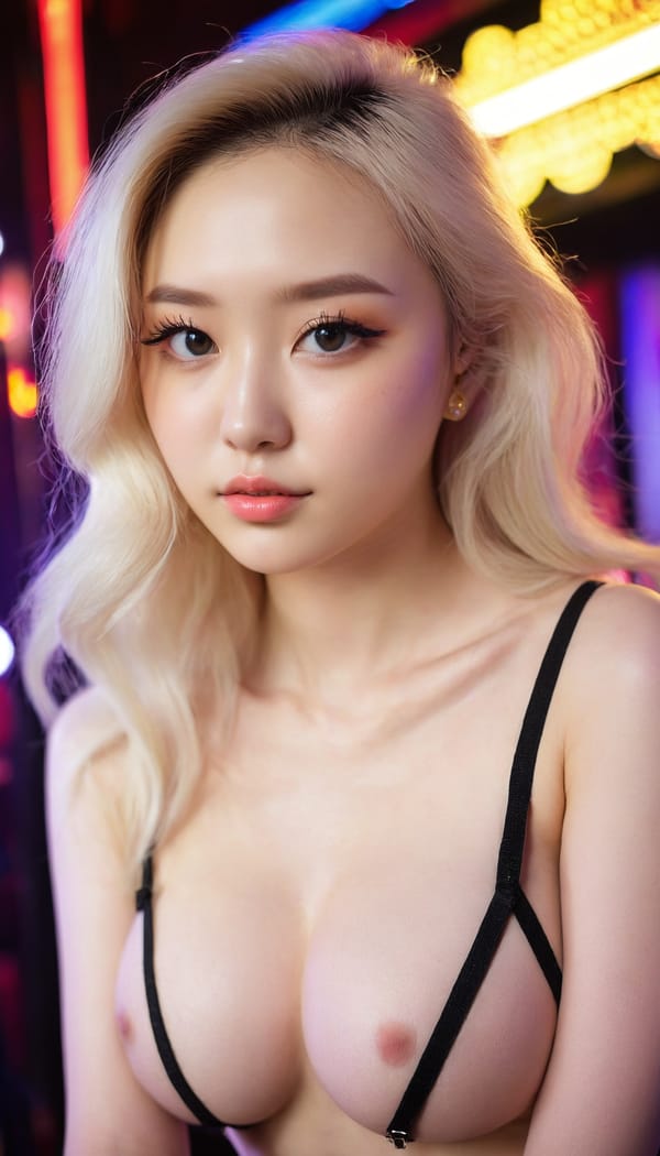 Tags: 21872187, SDXL
{"3": {"inputs": {"seed": 748616680277080, "steps": 64, "cfg": 6.72, "sampler_name": "dpmpp_2m", "scheduler": "karras", "denoise": 1.0, "model": ["27", 0], "positive": ["6", 0], "negative": ["7", 0], "latent_image": ["5", 0]}, "class_type": "KSampler"}, "4": {"inputs": {"ckpt_name": "juggernautxl.safetensors"}, "class_type": "CheckpointLoaderSimple"}, "5": {"inputs": {"width": 768, "height": 1344, "batch_size": 1}, "class_type": "EmptyLatentImage"}, "6": {"inputs": {"text": "20 year old girl, (irish:1.00), (korean:1.04), (ukrainian:1.05), (cute:0.96), (seductive facial expression:1.05), (double eyelids:1.04), (detailed face:1.03), (idol:1.07), (temptress:1.08), (eyelashes:1.05), (sexy lips:1.07), (seductive pose:1.07), (pale skin:1.10), (beautiful eyes:1.09), (slim:1.12), (blush:1.01), (in a seductive pose:0.96), (large perky breasts:1.03), (cleavage:1.10), (thigh gap:1.02), (a pole dancer:1.10) at a night club, (soft lighting:1.08), (skin fuzz:1.08), (detailed skin:1.08), (natural looking skin:1.03), (film:1.02), (candid cinema:1.04), (portra:1.08), (textured skin:1.05), (RAW:1.04)", "clip": ["27", 1]}, "class_type": "CLIPTextEncode"}, "7": {"inputs": {"text": "(open mouth:1.08), (watermark:1.09), (twisted:1.13), (distorted:1.05), (bad hands:1.11), (worst quality:1.10), (low resolution:1.13)", "clip": ["27", 1]}, "class_type": "CLIPTextEncode"}, "8": {"inputs": {"samples": ["3", 0], "vae": ["4", 2]}, "class_type": "VAEDecode"}, "25": {"inputs": {"lora_name": "nudify_xl.safetensors", "strength_model": 0.29, "strength_clip": 0.26, "model": ["4", 0], "clip": ["4", 1]}, "class_type": "LoraLoader"}, "26": {"inputs": {"lora_name": "shirtlift_SDXL_v2.safetensors", "strength_model": 0.04, "strength_clip": 0.06, "model": ["25", 0], "clip": ["25", 1]}, "class_type": "LoraLoader"}, "27": {"inputs": {"lora_name": "PerfectEyesXL.safetensors", "strength_model": 0.08, "strength_clip": 0.17, "model": ["26", 0], "clip": ["26", 1]}, "class_type": "LoraLoader"}, "30": {"inputs": {"model_name": "4x_NMKD-Superscale-SP_178000_G.pth"}, "class_type": "UpscaleModelLoader"}, "31": {"inputs": {"upscale_model": ["30", 0], "image": ["8", 0]}, "class_type": "ImageUpscaleWithModel"}, "32": {"inputs": {"upscale_method": "lanczos", "scale_by": 0.5, "image": ["31", 0]}, "class_type": "ImageScaleBy"}, "33": {"inputs": {"pixels": ["32", 0], "vae": ["4", 2]}, "class_type": "VAEEncode"}, "34": {"inputs": {"seed": 748616680277080, "steps": 64, "cfg": 6.72, "sampler_name": "dpmpp_2m", "scheduler": "karras", "denoise": 0.3, "model": ["27", 0], "positive": ["6", 0], "negative": ["7", 0], "latent_image": ["33", 0]}, "class_type": "KSampler"}, "36": {"inputs": {"samples": ["34", 0], "vae": ["4", 2]}, "class_type": "VAEDecode"}, "39": {"inputs": {"filename_prefix": "comfyapi-1726982979127", "images": ["36", 0]}, "class_type": "SaveImage"}}