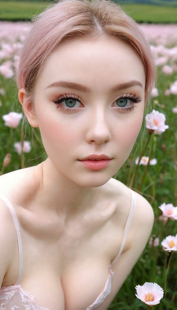 Tags: 21872187, SDXL
{"3": {"inputs": {"seed": 200724762212932, "steps": 64, "cfg": 6.16, "sampler_name": "dpmpp_2m", "scheduler": "karras", "denoise": 1.0, "model": ["27", 0], "positive": ["6", 0], "negative": ["7", 0], "latent_image": ["5", 0]}, "class_type": "KSampler"}, "4": {"inputs": {"ckpt_name": "juggernautxl.safetensors"}, "class_type": "CheckpointLoaderSimple"}, "5": {"inputs": {"width": 768, "height": 1344, "batch_size": 1}, "class_type": "EmptyLatentImage"}, "6": {"inputs": {"text": "24 year old girl, (irish:1.10), (idol:0.97), (eyelashes:1.12), (seductive pose:1.06), (slim:1.14), (blush:1.11), (pale skin:1.11), (sexy lips:1.09), (cute:1.01), (seductive facial expression:1.12), (double eyelids:0.98), (detailed face:1.13), (temptress:1.03), (beautiful eyes:1.11), (in a seductive pose:1.02), (large perky breasts:0.97), (cleavage:1.07), (thigh gap:0.98), wearing (translucent clothes:1.10) on a flower field, (RAW:1.04), (portra:1.07), (candid cinema:1.07), (natural looking skin:1.04), (skin fuzz:1.01), (textured skin:1.01), (detailed skin:1.05), (film:1.05), (soft lighting:1.04)", "clip": ["27", 1]}, "class_type": "CLIPTextEncode"}, "7": {"inputs": {"text": "(bad hands:1.14), (watermark:1.06), (open mouth:1.05), (distorted:1.08), (twisted:1.07), (low resolution:1.06), (worst quality:1.13)", "clip": ["27", 1]}, "class_type": "CLIPTextEncode"}, "8": {"inputs": {"samples": ["3", 0], "vae": ["4", 2]}, "class_type": "VAEDecode"}, "25": {"inputs": {"lora_name": "nudify_xl.safetensors", "strength_model": 0.02, "strength_clip": 0.28, "model": ["4", 0], "clip": ["4", 1]}, "class_type": "LoraLoader"}, "26": {"inputs": {"lora_name": "shirtlift_SDXL_v2.safetensors", "strength_model": 0.05, "strength_clip": 0.06, "model": ["25", 0], "clip": ["25", 1]}, "class_type": "LoraLoader"}, "27": {"inputs": {"lora_name": "PerfectEyesXL.safetensors", "strength_model": 0.09, "strength_clip": 0.03, "model": ["26", 0], "clip": ["26", 1]}, "class_type": "LoraLoader"}, "30": {"inputs": {"model_name": "4x_NMKD-Superscale-SP_178000_G.pth"}, "class_type": "UpscaleModelLoader"}, "31": {"inputs": {"upscale_model": ["30", 0], "image": ["8", 0]}, "class_type": "ImageUpscaleWithModel"}, "32": {"inputs": {"upscale_method": "lanczos", "scale_by": 0.5, "image": ["31", 0]}, "class_type": "ImageScaleBy"}, "33": {"inputs": {"pixels": ["32", 0], "vae": ["4", 2]}, "class_type": "VAEEncode"}, "34": {"inputs": {"seed": 200724762212932, "steps": 64, "cfg": 6.16, "sampler_name": "dpmpp_2m", "scheduler": "karras", "denoise": 0.3, "model": ["27", 0], "positive": ["6", 0], "negative": ["7", 0], "latent_image": ["33", 0]}, "class_type": "KSampler"}, "36": {"inputs": {"samples": ["34", 0], "vae": ["4", 2]}, "class_type": "VAEDecode"}, "39": {"inputs": {"filename_prefix": "comfyapi-1735877318332", "images": ["36", 0]}, "class_type": "SaveImage"}}