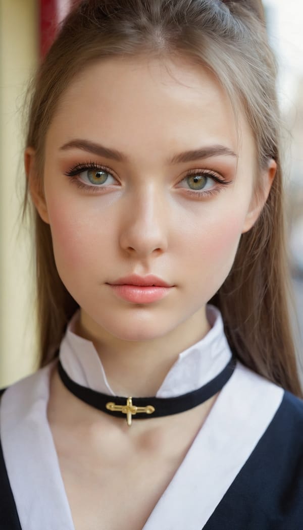 Tags: 21872187, SDXL
{"3": {"inputs": {"seed": 704272112829284, "steps": 64, "cfg": 5.35, "sampler_name": "dpmpp_2m", "scheduler": "karras", "denoise": 1.0, "model": ["27", 0], "positive": ["6", 0], "negative": ["7", 0], "latent_image": ["5", 0]}, "class_type": "KSampler"}, "4": {"inputs": {"ckpt_name": "juggernautxl.safetensors"}, "class_type": "CheckpointLoaderSimple"}, "5": {"inputs": {"width": 768, "height": 1344, "batch_size": 1}, "class_type": "EmptyLatentImage"}, "6": {"inputs": {"text": "28 year old girl, (russian:0.95), (ukrainian:1.09), (beautiful eyes:1.00), (seductive facial expression:0.95), (blush:1.11), (detailed face:0.97), (temptress:0.99), (seductive pose:1.13), (pale skin:1.00), (sexy lips:0.97), (idol:1.10), (slim:1.13), (cute:0.99), (in a seductive pose:0.98), (large perky breasts:0.97), (cleavage:1.11), (thigh gap:1.00), (school uniform:1.12), choker, busy street, (natural looking skin:1.05), (portra:1.02), (RAW:1.03), (detailed skin:1.04), (skin fuzz:1.00), (candid cinema:1.03), (textured skin:1.00), (soft lighting:1.09), (film:1.05)", "clip": ["27", 1]}, "class_type": "CLIPTextEncode"}, "7": {"inputs": {"text": "(twisted:1.12), (low resolution:1.09), (watermark:1.14), (bad hands:1.14), (open mouth:1.14), (distorted:1.12)", "clip": ["27", 1]}, "class_type": "CLIPTextEncode"}, "8": {"inputs": {"samples": ["3", 0], "vae": ["4", 2]}, "class_type": "VAEDecode"}, "25": {"inputs": {"lora_name": "nudify_xl.safetensors", "strength_model": 0.1, "strength_clip": 0.04, "model": ["4", 0], "clip": ["4", 1]}, "class_type": "LoraLoader"}, "26": {"inputs": {"lora_name": "shirtlift_SDXL_v2.safetensors", "strength_model": 0.03, "strength_clip": 0.05, "model": ["25", 0], "clip": ["25", 1]}, "class_type": "LoraLoader"}, "27": {"inputs": {"lora_name": "PerfectEyesXL.safetensors", "strength_model": 0.09, "strength_clip": 0.01, "model": ["26", 0], "clip": ["26", 1]}, "class_type": "LoraLoader"}, "30": {"inputs": {"model_name": "4x_NMKD-Superscale-SP_178000_G.pth"}, "class_type": "UpscaleModelLoader"}, "31": {"inputs": {"upscale_model": ["30", 0], "image": ["8", 0]}, "class_type": "ImageUpscaleWithModel"}, "32": {"inputs": {"upscale_method": "lanczos", "scale_by": 0.5, "image": ["31", 0]}, "class_type": "ImageScaleBy"}, "33": {"inputs": {"pixels": ["32", 0], "vae": ["4", 2]}, "class_type": "VAEEncode"}, "34": {"inputs": {"seed": 704272112829284, "steps": 64, "cfg": 5.35, "sampler_name": "dpmpp_2m", "scheduler": "karras", "denoise": 0.3, "model": ["27", 0], "positive": ["6", 0], "negative": ["7", 0], "latent_image": ["33", 0]}, "class_type": "KSampler"}, "36": {"inputs": {"samples": ["34", 0], "vae": ["4", 2]}, "class_type": "VAEDecode"}, "39": {"inputs": {"filename_prefix": "comfyapi-1713248279678", "images": ["36", 0]}, "class_type": "SaveImage"}}