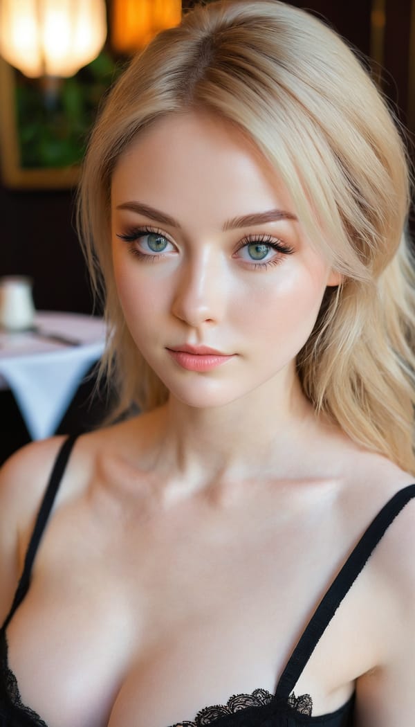 Tags: 21872187, SDXL
{"3": {"inputs": {"seed": 862678014127004, "steps": 64, "cfg": 7.41, "sampler_name": "dpmpp_2m", "scheduler": "karras", "denoise": 1.0, "model": ["27", 0], "positive": ["6", 0], "negative": ["7", 0], "latent_image": ["5", 0]}, "class_type": "KSampler"}, "4": {"inputs": {"ckpt_name": "juggernautxl.safetensors"}, "class_type": "CheckpointLoaderSimple"}, "5": {"inputs": {"width": 768, "height": 1344, "batch_size": 1}, "class_type": "EmptyLatentImage"}, "6": {"inputs": {"text": "28 year old girl, (irish:1.10), (detailed face:1.02), (slim:0.97), (idol:1.10), (blush:1.03), (cute:0.99), (double eyelids:1.11), (beautiful eyes:1.08), (temptress:1.01), (seductive pose:1.00), (seductive facial expression:1.05), (pale skin:1.07), (eyelashes:1.13), (sexy lips:1.06), (in a seductive pose:1.06), (large perky breasts:1.01), (cleavage:1.03), (thigh gap:1.03), (wearing a little black dress:1.00) at a fine dining restaurant, (skin fuzz:1.05), (RAW:1.07), (detailed skin:1.03), (textured skin:1.09), (soft lighting:1.03), (candid cinema:1.06), (natural looking skin:1.07), (portra:1.01), (film:1.04)", "clip": ["27", 1]}, "class_type": "CLIPTextEncode"}, "7": {"inputs": {"text": "(worst quality:1.12), (open mouth:1.06), (low resolution:1.08), (twisted:1.09), (watermark:1.07), (distorted:1.14), (bad hands:1.10)", "clip": ["27", 1]}, "class_type": "CLIPTextEncode"}, "8": {"inputs": {"samples": ["3", 0], "vae": ["4", 2]}, "class_type": "VAEDecode"}, "25": {"inputs": {"lora_name": "nudify_xl.safetensors", "strength_model": 0.04, "strength_clip": 0.02, "model": ["4", 0], "clip": ["4", 1]}, "class_type": "LoraLoader"}, "26": {"inputs": {"lora_name": "shirtlift_SDXL_v2.safetensors", "strength_model": 0.11, "strength_clip": 0.1, "model": ["25", 0], "clip": ["25", 1]}, "class_type": "LoraLoader"}, "27": {"inputs": {"lora_name": "PerfectEyesXL.safetensors", "strength_model": 0.01, "strength_clip": 0.06, "model": ["26", 0], "clip": ["26", 1]}, "class_type": "LoraLoader"}, "30": {"inputs": {"model_name": "4x_NMKD-Superscale-SP_178000_G.pth"}, "class_type": "UpscaleModelLoader"}, "31": {"inputs": {"upscale_model": ["30", 0], "image": ["8", 0]}, "class_type": "ImageUpscaleWithModel"}, "32": {"inputs": {"upscale_method": "lanczos", "scale_by": 0.5, "image": ["31", 0]}, "class_type": "ImageScaleBy"}, "33": {"inputs": {"pixels": ["32", 0], "vae": ["4", 2]}, "class_type": "VAEEncode"}, "34": {"inputs": {"seed": 862678014127004, "steps": 64, "cfg": 7.41, "sampler_name": "dpmpp_2m", "scheduler": "karras", "denoise": 0.3, "model": ["27", 0], "positive": ["6", 0], "negative": ["7", 0], "latent_image": ["33", 0]}, "class_type": "KSampler"}, "36": {"inputs": {"samples": ["34", 0], "vae": ["4", 2]}, "class_type": "VAEDecode"}, "39": {"inputs": {"filename_prefix": "comfyapi-1714475605260", "images": ["36", 0]}, "class_type": "SaveImage"}}