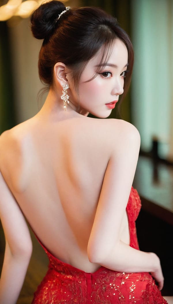 Tags: 21872187, SDXL
{"3": {"inputs": {"seed": 543130192122534, "steps": 64, "cfg": 7.1, "sampler_name": "dpmpp_2m", "scheduler": "karras", "denoise": 1.0, "model": ["27", 0], "positive": ["6", 0], "negative": ["7", 0], "latent_image": ["5", 0]}, "class_type": "KSampler"}, "4": {"inputs": {"ckpt_name": "leosamsHelloworldSDXL_helloworldSDXL32DPO.safetensors"}, "class_type": "CheckpointLoaderSimple"}, "5": {"inputs": {"width": 768, "height": 1344, "batch_size": 1}, "class_type": "EmptyLatentImage"}, "6": {"inputs": {"text": "25 year old girl, (detailed face:1.12), (idol:1.02), (temptress:1.05), (double eyelids:1.07), (seductive facial expression:1.10), (seductive pose:1.02), (sexy lips:1.08), (eyelashes:0.98), (pale skin:1.03), (beautiful eyes:0.99), (slim:1.03), (blush:1.10), (cute:1.09), (on all fours:1.10), (spreading ass cheeks:1.09), (from behind:1.03), (backboob:1.13), (wearing a low-cut red dress:1.05) at a ballroom, (natural looking skin:1.06), (film:1.00), (candid cinema:1.02), (RAW:1.08), (portra:1.09), (detailed skin:1.03), (soft lighting:1.01), (skin fuzz:1.00), (textured skin:1.07)", "clip": ["27", 1]}, "class_type": "CLIPTextEncode"}, "7": {"inputs": {"text": "(twisted:1.10), (low resolution:1.13), (worst quality:1.14), (open mouth:1.05), (distorted:1.10), (watermark:1.11)", "clip": ["27", 1]}, "class_type": "CLIPTextEncode"}, "8": {"inputs": {"samples": ["3", 0], "vae": ["4", 2]}, "class_type": "VAEDecode"}, "25": {"inputs": {"lora_name": "nudify_xl.safetensors", "strength_model": 0.23, "strength_clip": 0.07, "model": ["4", 0], "clip": ["4", 1]}, "class_type": "LoraLoader"}, "26": {"inputs": {"lora_name": "shirtlift_SDXL_v2.safetensors", "strength_model": 0.13, "strength_clip": 0.06, "model": ["25", 0], "clip": ["25", 1]}, "class_type": "LoraLoader"}, "27": {"inputs": {"lora_name": "PerfectEyesXL.safetensors", "strength_model": 0.14, "strength_clip": 0.19, "model": ["26", 0], "clip": ["26", 1]}, "class_type": "LoraLoader"}, "30": {"inputs": {"model_name": "4x_NMKD-Superscale-SP_178000_G.pth"}, "class_type": "UpscaleModelLoader"}, "31": {"inputs": {"upscale_model": ["30", 0], "image": ["8", 0]}, "class_type": "ImageUpscaleWithModel"}, "32": {"inputs": {"upscale_method": "lanczos", "scale_by": 0.5, "image": ["31", 0]}, "class_type": "ImageScaleBy"}, "33": {"inputs": {"pixels": ["32", 0], "vae": ["4", 2]}, "class_type": "VAEEncode"}, "34": {"inputs": {"seed": 543130192122534, "steps": 64, "cfg": 7.1, "sampler_name": "dpmpp_2m", "scheduler": "karras", "denoise": 0.3, "model": ["27", 0], "positive": ["6", 0], "negative": ["7", 0], "latent_image": ["33", 0]}, "class_type": "KSampler"}, "36": {"inputs": {"samples": ["34", 0], "vae": ["4", 2]}, "class_type": "VAEDecode"}, "39": {"inputs": {"filename_prefix": "comfyapi-1707525164794", "images": ["36", 0]}, "class_type": "SaveImage"}}